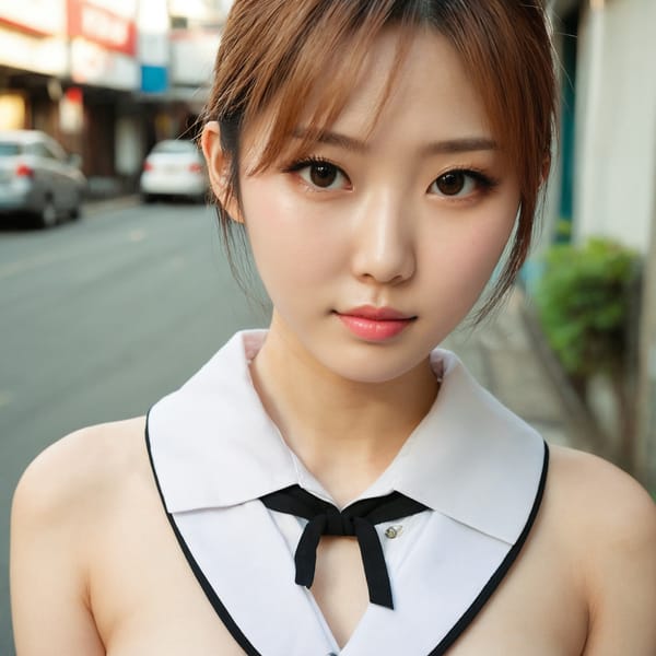 Tags: 21872187, SDXL
{"3": {"inputs": {"seed": 114738425260988, "steps": 64, "cfg": 5.68, "sampler_name": "dpmpp_2m", "scheduler": "karras", "denoise": 1.0, "model": ["27", 0], "positive": ["6", 0], "negative": ["7", 0], "latent_image": ["5", 0]}, "class_type": "KSampler"}, "4": {"inputs": {"ckpt_name": "juggernautxl.safetensors"}, "class_type": "CheckpointLoaderSimple"}, "5": {"inputs": {"width": 1024, "height": 1024, "batch_size": 1}, "class_type": "EmptyLatentImage"}, "6": {"inputs": {"text": "27 year old girl, (taiwanese:1.09), (idol:0.95), (double eyelids:1.01), (seductive facial expression:0.96), (seductive pose:0.98), (beautiful eyes:1.11), (eyelashes:0.98), (cute:1.07), (blush:1.02), (sexy lips:1.13), (slim:0.99), (pale skin:1.10), (temptress:1.05), (detailed face:1.08), (in a seductive pose:1.03), (large perky breasts:0.95), (cleavage:0.98), (thigh gap:0.95), (school uniform:1.08), choker, busy street, (natural looking skin:1.00), (candid cinema:1.06), (film:1.00), (textured skin:1.06), (skin fuzz:1.00), (portra:1.01), (soft lighting:1.06), (RAW:1.01), (detailed skin:1.00)", "clip": ["27", 1]}, "class_type": "CLIPTextEncode"}, "7": {"inputs": {"text": "(worst quality:1.13), (watermark:1.10), (bad hands:1.11), (open mouth:1.05), (low resolution:1.05), (twisted:1.08), (distorted:1.05)", "clip": ["27", 1]}, "class_type": "CLIPTextEncode"}, "8": {"inputs": {"samples": ["3", 0], "vae": ["4", 2]}, "class_type": "VAEDecode"}, "25": {"inputs": {"lora_name": "nudify_xl.safetensors", "strength_model": 0.26, "strength_clip": 0.27, "model": ["4", 0], "clip": ["4", 1]}, "class_type": "LoraLoader"}, "26": {"inputs": {"lora_name": "shirtlift_SDXL_v2.safetensors", "strength_model": 0.16, "strength_clip": 0.08, "model": ["25", 0], "clip": ["25", 1]}, "class_type": "LoraLoader"}, "27": {"inputs": {"lora_name": "PerfectEyesXL.safetensors", "strength_model": 0.12, "strength_clip": 0.09, "model": ["26", 0], "clip": ["26", 1]}, "class_type": "LoraLoader"}, "30": {"inputs": {"model_name": "4x_NMKD-Superscale-SP_178000_G.pth"}, "class_type": "UpscaleModelLoader"}, "31": {"inputs": {"upscale_model": ["30", 0], "image": ["8", 0]}, "class_type": "ImageUpscaleWithModel"}, "32": {"inputs": {"upscale_method": "lanczos", "scale_by": 0.5, "image": ["31", 0]}, "class_type": "ImageScaleBy"}, "33": {"inputs": {"pixels": ["32", 0], "vae": ["4", 2]}, "class_type": "VAEEncode"}, "34": {"inputs": {"seed": 114738425260988, "steps": 64, "cfg": 5.68, "sampler_name": "dpmpp_2m", "scheduler": "karras", "denoise": 0.3, "model": ["27", 0], "positive": ["6", 0], "negative": ["7", 0], "latent_image": ["33", 0]}, "class_type": "KSampler"}, "36": {"inputs": {"samples": ["34", 0], "vae": ["4", 2]}, "class_type": "VAEDecode"}, "39": {"inputs": {"filename_prefix": "comfyapi-1732478609423", "images": ["36", 0]}, "class_type": "SaveImage"}}