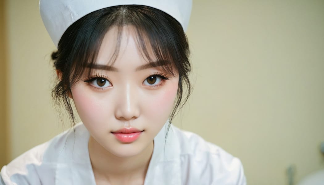 Tags: 21872187, SDXL
{"3": {"inputs": {"seed": 822562274251965, "steps": 32, "cfg": 6.09, "sampler_name": "dpmpp_2m", "scheduler": "karras", "denoise": 1.0, "model": ["27", 0], "positive": ["6", 0], "negative": ["7", 0], "latent_image": ["5", 0]}, "class_type": "KSampler"}, "4": {"inputs": {"ckpt_name": "juggernautxl.safetensors"}, "class_type": "CheckpointLoaderSimple"}, "5": {"inputs": {"width": 1344, "height": 768, "batch_size": 1}, "class_type": "EmptyLatentImage"}, "6": {"inputs": {"text": "22 year old girl, (chinese:1.12), (korean:1.01), (taiwanese:1.09), (irish:0.99), (idol:1.06), (pale skin:0.95), (seductive facial expression:1.05), (blush:0.99), (sexy lips:1.03), (beautiful eyes:1.06), (detailed face:1.12), (double eyelids:1.14), (eyelashes:1.06), (seductive pose:1.11), (temptress:1.08), (slim:1.06), (cute:1.14), (in a seductive pose:1.14), (large perky breasts:0.97), (cleavage:0.99), (thigh gap:1.10), (nurse in uniform:1.14) working in a hospital ward, (soft lighting:1.01), (portra:1.05), (natural looking skin:1.05), (candid cinema:1.00), (detailed skin:1.08), (textured skin:1.06), (skin fuzz:1.02), (film:1.00), (RAW:1.05)", "clip": ["27", 1]}, "class_type": "CLIPTextEncode"}, "7": {"inputs": {"text": "(bad hands:1.07), (low resolution:1.09), (open mouth:1.10), (twisted:1.14), (distorted:1.13), (watermark:1.06), (worst quality:1.05)", "clip": ["27", 1]}, "class_type": "CLIPTextEncode"}, "8": {"inputs": {"samples": ["3", 0], "vae": ["4", 2]}, "class_type": "VAEDecode"}, "25": {"inputs": {"lora_name": "nudify_xl.safetensors", "strength_model": 0.13, "strength_clip": 0.36, "model": ["4", 0], "clip": ["4", 1]}, "class_type": "LoraLoader"}, "26": {"inputs": {"lora_name": "shirtlift_SDXL_v2.safetensors", "strength_model": 0.07, "strength_clip": 0.03, "model": ["25", 0], "clip": ["25", 1]}, "class_type": "LoraLoader"}, "27": {"inputs": {"lora_name": "PerfectEyesXL.safetensors", "strength_model": 0.17, "strength_clip": 0.12, "model": ["26", 0], "clip": ["26", 1]}, "class_type": "LoraLoader"}, "30": {"inputs": {"model_name": "4x_NMKD-Superscale-SP_178000_G.pth"}, "class_type": "UpscaleModelLoader"}, "31": {"inputs": {"upscale_model": ["30", 0], "image": ["8", 0]}, "class_type": "ImageUpscaleWithModel"}, "32": {"inputs": {"upscale_method": "lanczos", "scale_by": 0.5, "image": ["31", 0]}, "class_type": "ImageScaleBy"}, "33": {"inputs": {"pixels": ["32", 0], "vae": ["4", 2]}, "class_type": "VAEEncode"}, "34": {"inputs": {"seed": 822562274251965, "steps": 32, "cfg": 6.09, "sampler_name": "dpmpp_2m", "scheduler": "karras", "denoise": 0.3, "model": ["27", 0], "positive": ["6", 0], "negative": ["7", 0], "latent_image": ["33", 0]}, "class_type": "KSampler"}, "36": {"inputs": {"samples": ["34", 0], "vae": ["4", 2]}, "class_type": "VAEDecode"}, "39": {"inputs": {"filename_prefix": "comfyapi-1726503831928", "images": ["36", 0]}, "class_type": "SaveImage"}}