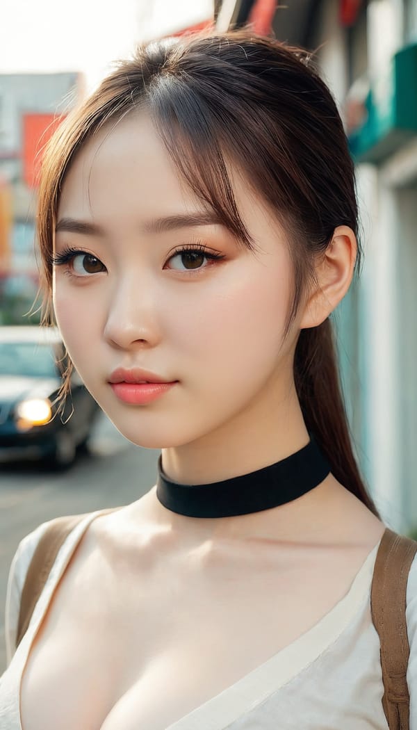 Tags: 21872187, SDXL
{"3": {"inputs": {"seed": 337563997879046, "steps": 64, "cfg": 6.87, "sampler_name": "dpmpp_2m", "scheduler": "karras", "denoise": 1.0, "model": ["27", 0], "positive": ["6", 0], "negative": ["7", 0], "latent_image": ["5", 0]}, "class_type": "KSampler"}, "4": {"inputs": {"ckpt_name": "juggernautxl.safetensors"}, "class_type": "CheckpointLoaderSimple"}, "5": {"inputs": {"width": 768, "height": 1344, "batch_size": 1}, "class_type": "EmptyLatentImage"}, "6": {"inputs": {"text": "21 year old girl, (chinese:1.11), (russian:0.99), (irish:1.03), (seductive facial expression:1.01), (idol:1.10), (detailed face:1.01), (sexy lips:1.08), (eyelashes:1.01), (cute:1.10), (seductive pose:0.98), (temptress:1.10), (double eyelids:1.07), (pale skin:1.09), (blush:1.06), (slim:1.01), (beautiful eyes:1.01), (on all fours:1.06), (spreading ass cheeks:1.14), (from behind:0.95), (backboob:1.12), (school uniform:1.10), choker, busy street, (textured skin:1.07), (skin fuzz:1.01), (film:1.04), (portra:1.04), (RAW:1.00), (soft lighting:1.09), (candid cinema:1.04), (detailed skin:1.01), (natural looking skin:1.01)", "clip": ["27", 1]}, "class_type": "CLIPTextEncode"}, "7": {"inputs": {"text": "(distorted:1.10), (worst quality:1.09), (open mouth:1.12), (bad hands:1.06), (twisted:1.07), (watermark:1.10), (low resolution:1.11)", "clip": ["27", 1]}, "class_type": "CLIPTextEncode"}, "8": {"inputs": {"samples": ["3", 0], "vae": ["4", 2]}, "class_type": "VAEDecode"}, "25": {"inputs": {"lora_name": "nudify_xl.safetensors", "strength_model": 0.11, "strength_clip": 0.05, "model": ["4", 0], "clip": ["4", 1]}, "class_type": "LoraLoader"}, "26": {"inputs": {"lora_name": "shirtlift_SDXL_v2.safetensors", "strength_model": 0.18, "strength_clip": 0.05, "model": ["25", 0], "clip": ["25", 1]}, "class_type": "LoraLoader"}, "27": {"inputs": {"lora_name": "PerfectEyesXL.safetensors", "strength_model": 0.19, "strength_clip": 0.01, "model": ["26", 0], "clip": ["26", 1]}, "class_type": "LoraLoader"}, "30": {"inputs": {"model_name": "4x_NMKD-Superscale-SP_178000_G.pth"}, "class_type": "UpscaleModelLoader"}, "31": {"inputs": {"upscale_model": ["30", 0], "image": ["8", 0]}, "class_type": "ImageUpscaleWithModel"}, "32": {"inputs": {"upscale_method": "lanczos", "scale_by": 0.5, "image": ["31", 0]}, "class_type": "ImageScaleBy"}, "33": {"inputs": {"pixels": ["32", 0], "vae": ["4", 2]}, "class_type": "VAEEncode"}, "34": {"inputs": {"seed": 337563997879046, "steps": 64, "cfg": 6.87, "sampler_name": "dpmpp_2m", "scheduler": "karras", "denoise": 0.3, "model": ["27", 0], "positive": ["6", 0], "negative": ["7", 0], "latent_image": ["33", 0]}, "class_type": "KSampler"}, "36": {"inputs": {"samples": ["34", 0], "vae": ["4", 2]}, "class_type": "VAEDecode"}, "39": {"inputs": {"filename_prefix": "comfyapi-1718126262863", "images": ["36", 0]}, "class_type": "SaveImage"}}