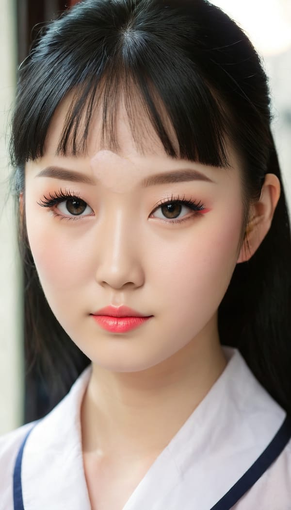 Tags: 21872187, SDXL
{"3": {"inputs": {"seed": 891997339401544, "steps": 64, "cfg": 7.94, "sampler_name": "dpmpp_2m", "scheduler": "karras", "denoise": 1.0, "model": ["27", 0], "positive": ["6", 0], "negative": ["7", 0], "latent_image": ["5", 0]}, "class_type": "KSampler"}, "4": {"inputs": {"ckpt_name": "juggernautXL_v8Rundiffusion.safetensors"}, "class_type": "CheckpointLoaderSimple"}, "5": {"inputs": {"width": 768, "height": 1344, "batch_size": 1}, "class_type": "EmptyLatentImage"}, "6": {"inputs": {"text": "24 year old girl, (chinese:1.02), (irish:0.95), (detailed face:1.03), (pale skin:1.03), (seductive pose:1.04), (sexy lips:1.04), (seductive facial expression:0.98), (double eyelids:0.98), (idol:1.13), (cute:1.00), (eyelashes:1.13), (blush:1.12), (beautiful eyes:0.96), (temptress:1.00), (slim:0.99), (in a seductive pose:1.13), (large perky breasts:0.96), (cleavage:1.10), (thigh gap:1.00), (school uniform:1.05), choker, busy street, (soft lighting:1.07), (skin fuzz:1.05), (detailed skin:1.00), (RAW:1.04), (portra:1.04), (film:1.01), (candid cinema:1.08), (natural looking skin:1.05), (textured skin:1.03)", "clip": ["27", 1]}, "class_type": "CLIPTextEncode"}, "7": {"inputs": {"text": "(watermark:1.14), (bad hands:1.13), (distorted:1.10), (twisted:1.13), (open mouth:1.11), (worst quality:1.07), (low resolution:1.07)", "clip": ["27", 1]}, "class_type": "CLIPTextEncode"}, "8": {"inputs": {"samples": ["3", 0], "vae": ["4", 2]}, "class_type": "VAEDecode"}, "25": {"inputs": {"lora_name": "nudify_xl.safetensors", "strength_model": 0.37, "strength_clip": 0.01, "model": ["4", 0], "clip": ["4", 1]}, "class_type": "LoraLoader"}, "26": {"inputs": {"lora_name": "shirtlift_SDXL_v2.safetensors", "strength_model": 0.04, "strength_clip": 0.07, "model": ["25", 0], "clip": ["25", 1]}, "class_type": "LoraLoader"}, "27": {"inputs": {"lora_name": "PerfectEyesXL.safetensors", "strength_model": 0.19, "strength_clip": 0.14, "model": ["26", 0], "clip": ["26", 1]}, "class_type": "LoraLoader"}, "30": {"inputs": {"model_name": "4x_NMKD-Superscale-SP_178000_G.pth"}, "class_type": "UpscaleModelLoader"}, "31": {"inputs": {"upscale_model": ["30", 0], "image": ["8", 0]}, "class_type": "ImageUpscaleWithModel"}, "32": {"inputs": {"upscale_method": "lanczos", "scale_by": 0.5, "image": ["31", 0]}, "class_type": "ImageScaleBy"}, "33": {"inputs": {"pixels": ["32", 0], "vae": ["4", 2]}, "class_type": "VAEEncode"}, "34": {"inputs": {"seed": 891997339401544, "steps": 64, "cfg": 7.94, "sampler_name": "dpmpp_2m", "scheduler": "karras", "denoise": 0.3, "model": ["27", 0], "positive": ["6", 0], "negative": ["7", 0], "latent_image": ["33", 0]}, "class_type": "KSampler"}, "36": {"inputs": {"samples": ["34", 0], "vae": ["4", 2]}, "class_type": "VAEDecode"}, "39": {"inputs": {"filename_prefix": "comfyapi-1708228973717", "images": ["36", 0]}, "class_type": "SaveImage"}}