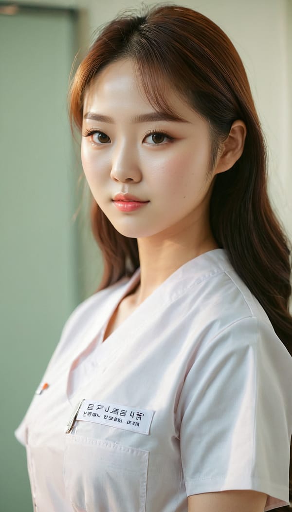 Tags: 21872187, SDXL
{"3": {"inputs": {"seed": 885257652437980, "steps": 32, "cfg": 7.71, "sampler_name": "dpmpp_2m", "scheduler": "karras", "denoise": 1.0, "model": ["27", 0], "positive": ["6", 0], "negative": ["7", 0], "latent_image": ["5", 0]}, "class_type": "KSampler"}, "4": {"inputs": {"ckpt_name": "juggernautxl.safetensors"}, "class_type": "CheckpointLoaderSimple"}, "5": {"inputs": {"width": 768, "height": 1344, "batch_size": 1}, "class_type": "EmptyLatentImage"}, "6": {"inputs": {"text": "23 year old girl, (korean:1.14), (double eyelids:1.10), (detailed face:1.01), (seductive facial expression:1.13), (cute:1.14), (seductive pose:1.05), (beautiful eyes:1.13), (pale skin:0.96), (temptress:1.01), (sexy lips:1.09), (slim:1.06), (eyelashes:1.04), (blush:0.95), (idol:1.13), (perky ass:1.10), (exposed ass:0.98), (looking back:1.14), (sexy ass:1.03), (thigh gap:1.00), (nurse in uniform:1.08) working in a hospital ward, (film:1.00), (skin fuzz:1.03), (textured skin:1.05), (soft lighting:1.02), (detailed skin:1.00), (candid cinema:1.03), (natural looking skin:1.07), (portra:1.00), (RAW:1.01)", "clip": ["27", 1]}, "class_type": "CLIPTextEncode"}, "7": {"inputs": {"text": "(distorted:1.12), (worst quality:1.13), (open mouth:1.13), (low resolution:1.08), (twisted:1.05), (bad hands:1.09), (watermark:1.08)", "clip": ["27", 1]}, "class_type": "CLIPTextEncode"}, "8": {"inputs": {"samples": ["3", 0], "vae": ["4", 2]}, "class_type": "VAEDecode"}, "25": {"inputs": {"lora_name": "nudify_xl.safetensors", "strength_model": 0.39, "strength_clip": 0.18, "model": ["4", 0], "clip": ["4", 1]}, "class_type": "LoraLoader"}, "26": {"inputs": {"lora_name": "shirtlift_SDXL_v2.safetensors", "strength_model": 0.07, "strength_clip": 0.11, "model": ["25", 0], "clip": ["25", 1]}, "class_type": "LoraLoader"}, "27": {"inputs": {"lora_name": "PerfectEyesXL.safetensors", "strength_model": 0.16, "strength_clip": 0.09, "model": ["26", 0], "clip": ["26", 1]}, "class_type": "LoraLoader"}, "30": {"inputs": {"model_name": "4x_NMKD-Superscale-SP_178000_G.pth"}, "class_type": "UpscaleModelLoader"}, "31": {"inputs": {"upscale_model": ["30", 0], "image": ["8", 0]}, "class_type": "ImageUpscaleWithModel"}, "32": {"inputs": {"upscale_method": "lanczos", "scale_by": 0.5, "image": ["31", 0]}, "class_type": "ImageScaleBy"}, "33": {"inputs": {"pixels": ["32", 0], "vae": ["4", 2]}, "class_type": "VAEEncode"}, "34": {"inputs": {"seed": 885257652437980, "steps": 32, "cfg": 7.71, "sampler_name": "dpmpp_2m", "scheduler": "karras", "denoise": 0.3, "model": ["27", 0], "positive": ["6", 0], "negative": ["7", 0], "latent_image": ["33", 0]}, "class_type": "KSampler"}, "36": {"inputs": {"samples": ["34", 0], "vae": ["4", 2]}, "class_type": "VAEDecode"}, "39": {"inputs": {"filename_prefix": "comfyapi-1713881832899", "images": ["36", 0]}, "class_type": "SaveImage"}}