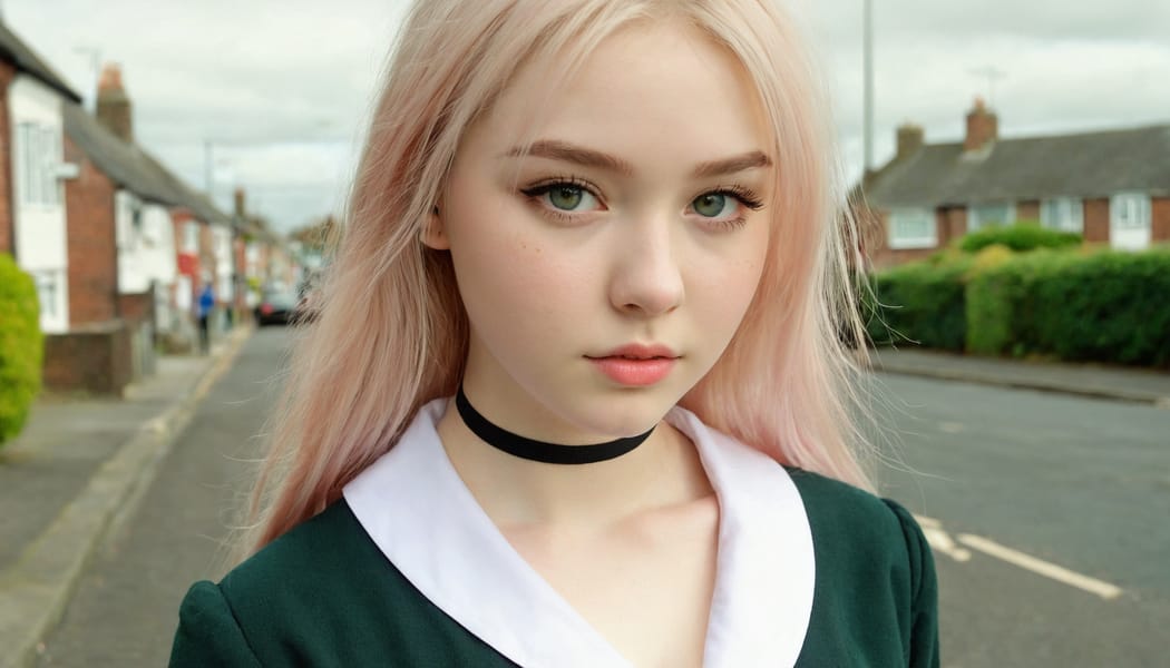 Tags: 21872187, SDXL
{"3": {"inputs": {"seed": 404542482535965, "steps": 32, "cfg": 5.81, "sampler_name": "dpmpp_2m", "scheduler": "karras", "denoise": 1.0, "model": ["27", 0], "positive": ["6", 0], "negative": ["7", 0], "latent_image": ["5", 0]}, "class_type": "KSampler"}, "4": {"inputs": {"ckpt_name": "juggernautxl.safetensors"}, "class_type": "CheckpointLoaderSimple"}, "5": {"inputs": {"width": 1344, "height": 768, "batch_size": 1}, "class_type": "EmptyLatentImage"}, "6": {"inputs": {"text": "18 year old girl, (irish:1.09), (blush:1.02), (idol:1.14), (detailed face:1.13), (cute:1.12), (seductive facial expression:1.10), (slim:0.96), (seductive pose:0.98), (pale skin:1.04), (beautiful eyes:0.95), (double eyelids:0.99), (sexy lips:1.03), (eyelashes:1.01), (in a seductive pose:1.00), (large perky breasts:1.14), (cleavage:0.98), (thigh gap:1.04), (school uniform:0.98), choker, busy street, (film:1.08), (candid cinema:1.03), (natural looking skin:1.04), (textured skin:1.09), (soft lighting:1.03), (RAW:1.08), (portra:1.01), (detailed skin:1.09), (skin fuzz:1.00)", "clip": ["27", 1]}, "class_type": "CLIPTextEncode"}, "7": {"inputs": {"text": "(bad hands:1.09), (twisted:1.09), (worst quality:1.14), (distorted:1.10), (low resolution:1.07), (open mouth:1.06), (watermark:1.14)", "clip": ["27", 1]}, "class_type": "CLIPTextEncode"}, "8": {"inputs": {"samples": ["3", 0], "vae": ["4", 2]}, "class_type": "VAEDecode"}, "25": {"inputs": {"lora_name": "nudify_xl.safetensors", "strength_model": 0.32, "strength_clip": 0.14, "model": ["4", 0], "clip": ["4", 1]}, "class_type": "LoraLoader"}, "26": {"inputs": {"lora_name": "shirtlift_SDXL_v2.safetensors", "strength_model": 0.06, "strength_clip": 0.16, "model": ["25", 0], "clip": ["25", 1]}, "class_type": "LoraLoader"}, "27": {"inputs": {"lora_name": "PerfectEyesXL.safetensors", "strength_model": 0.09, "strength_clip": 0.12, "model": ["26", 0], "clip": ["26", 1]}, "class_type": "LoraLoader"}, "30": {"inputs": {"model_name": "4x_NMKD-Superscale-SP_178000_G.pth"}, "class_type": "UpscaleModelLoader"}, "31": {"inputs": {"upscale_model": ["30", 0], "image": ["8", 0]}, "class_type": "ImageUpscaleWithModel"}, "32": {"inputs": {"upscale_method": "lanczos", "scale_by": 0.5, "image": ["31", 0]}, "class_type": "ImageScaleBy"}, "33": {"inputs": {"pixels": ["32", 0], "vae": ["4", 2]}, "class_type": "VAEEncode"}, "34": {"inputs": {"seed": 404542482535965, "steps": 32, "cfg": 5.81, "sampler_name": "dpmpp_2m", "scheduler": "karras", "denoise": 0.3, "model": ["27", 0], "positive": ["6", 0], "negative": ["7", 0], "latent_image": ["33", 0]}, "class_type": "KSampler"}, "36": {"inputs": {"samples": ["34", 0], "vae": ["4", 2]}, "class_type": "VAEDecode"}, "39": {"inputs": {"filename_prefix": "comfyapi-1733883070783", "images": ["36", 0]}, "class_type": "SaveImage"}}