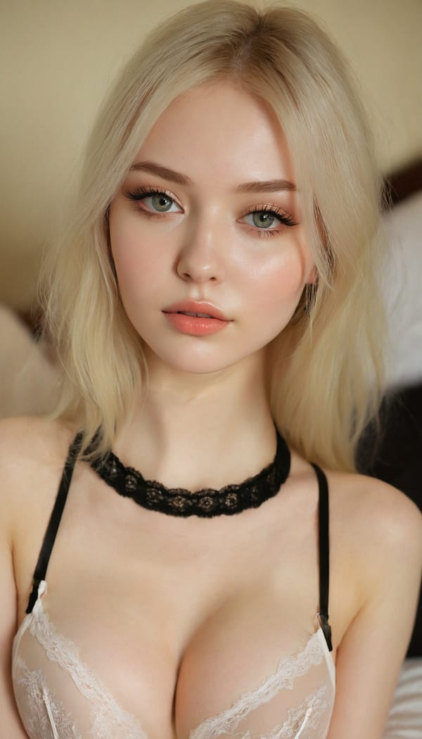 Tags: 21872187, SDXL
{"3": {"inputs": {"seed": 253518086989393, "steps": 64, "cfg": 5.79, "sampler_name": "dpmpp_2m", "scheduler": "karras", "denoise": 1.0, "model": ["27", 0], "positive": ["6", 0], "negative": ["7", 0], "latent_image": ["5", 0]}, "class_type": "KSampler"}, "4": {"inputs": {"ckpt_name": "juggernautxl.safetensors"}, "class_type": "CheckpointLoaderSimple"}, "5": {"inputs": {"width": 768, "height": 1344, "batch_size": 1}, "class_type": "EmptyLatentImage"}, "6": {"inputs": {"text": "23 year old girl, (russian:1.03), (ukrainian:0.96), (sexy lips:1.07), (seductive facial expression:1.11), (beautiful eyes:1.03), (eyelashes:1.01), (cute:1.04), (pale skin:1.02), (seductive pose:0.98), (slim:1.13), (double eyelids:1.13), (detailed face:1.07), (temptress:0.98), (idol:1.04), (in a seductive pose:1.10), (large perky breasts:1.10), (cleavage:1.07), (thigh gap:0.98), wearing (lingerie and choker:1.14) on bed, (candid cinema:1.09), (detailed skin:1.09), (skin fuzz:1.05), (portra:1.05), (natural looking skin:1.09), (RAW:1.00), (film:1.02), (textured skin:1.00), (soft lighting:1.02)", "clip": ["27", 1]}, "class_type": "CLIPTextEncode"}, "7": {"inputs": {"text": "(bad hands:1.10), (watermark:1.06), (twisted:1.10), (distorted:1.12), (open mouth:1.07), (worst quality:1.08), (low resolution:1.13)", "clip": ["27", 1]}, "class_type": "CLIPTextEncode"}, "8": {"inputs": {"samples": ["3", 0], "vae": ["4", 2]}, "class_type": "VAEDecode"}, "25": {"inputs": {"lora_name": "nudify_xl.safetensors", "strength_model": 0.05, "strength_clip": 0.24, "model": ["4", 0], "clip": ["4", 1]}, "class_type": "LoraLoader"}, "26": {"inputs": {"lora_name": "shirtlift_SDXL_v2.safetensors", "strength_model": 0.03, "strength_clip": 0.19, "model": ["25", 0], "clip": ["25", 1]}, "class_type": "LoraLoader"}, "27": {"inputs": {"lora_name": "PerfectEyesXL.safetensors", "strength_model": 0.05, "strength_clip": 0.11, "model": ["26", 0], "clip": ["26", 1]}, "class_type": "LoraLoader"}, "30": {"inputs": {"model_name": "4x_NMKD-Superscale-SP_178000_G.pth"}, "class_type": "UpscaleModelLoader"}, "31": {"inputs": {"upscale_model": ["30", 0], "image": ["8", 0]}, "class_type": "ImageUpscaleWithModel"}, "32": {"inputs": {"upscale_method": "lanczos", "scale_by": 0.5, "image": ["31", 0]}, "class_type": "ImageScaleBy"}, "33": {"inputs": {"pixels": ["32", 0], "vae": ["4", 2]}, "class_type": "VAEEncode"}, "34": {"inputs": {"seed": 253518086989393, "steps": 64, "cfg": 5.79, "sampler_name": "dpmpp_2m", "scheduler": "karras", "denoise": 0.3, "model": ["27", 0], "positive": ["6", 0], "negative": ["7", 0], "latent_image": ["33", 0]}, "class_type": "KSampler"}, "36": {"inputs": {"samples": ["34", 0], "vae": ["4", 2]}, "class_type": "VAEDecode"}, "39": {"inputs": {"filename_prefix": "comfyapi-1713961477959", "images": ["36", 0]}, "class_type": "SaveImage"}}