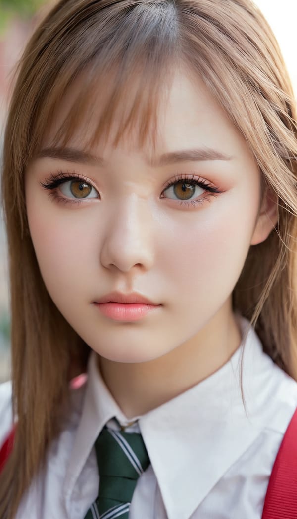 Tags: 21872187, SDXL
{"3": {"inputs": {"seed": 923247148231481, "steps": 64, "cfg": 6.1, "sampler_name": "dpmpp_2m", "scheduler": "karras", "denoise": 1.0, "model": ["27", 0], "positive": ["6", 0], "negative": ["7", 0], "latent_image": ["5", 0]}, "class_type": "KSampler"}, "4": {"inputs": {"ckpt_name": "juggernautxl.safetensors"}, "class_type": "CheckpointLoaderSimple"}, "5": {"inputs": {"width": 768, "height": 1344, "batch_size": 1}, "class_type": "EmptyLatentImage"}, "6": {"inputs": {"text": "18 year old girl, (seductive facial expression:0.96), (beautiful eyes:0.97), (eyelashes:0.96), (temptress:0.99), (seductive pose:1.11), (blush:1.13), (cute:1.04), (sexy lips:0.98), (idol:1.14), (detailed face:0.98), (slim:0.95), (double eyelids:1.12), (pale skin:0.97), (in a seductive pose:1.03), (large perky breasts:1.08), (cleavage:1.00), (thigh gap:0.98), (school uniform:1.07), choker, busy street, (skin fuzz:1.05), (detailed skin:1.04), (portra:1.07), (textured skin:1.08), (natural looking skin:1.08), (film:1.03), (RAW:1.05), (soft lighting:1.05), (candid cinema:1.05)", "clip": ["27", 1]}, "class_type": "CLIPTextEncode"}, "7": {"inputs": {"text": "(worst quality:1.06), (distorted:1.05), (bad hands:1.14), (open mouth:1.08), (twisted:1.07), (watermark:1.06), (low resolution:1.12)", "clip": ["27", 1]}, "class_type": "CLIPTextEncode"}, "8": {"inputs": {"samples": ["3", 0], "vae": ["4", 2]}, "class_type": "VAEDecode"}, "25": {"inputs": {"lora_name": "nudify_xl.safetensors", "strength_model": 0.32, "strength_clip": 0.04, "model": ["4", 0], "clip": ["4", 1]}, "class_type": "LoraLoader"}, "26": {"inputs": {"lora_name": "shirtlift_SDXL_v2.safetensors", "strength_model": 0.11, "strength_clip": 0.13, "model": ["25", 0], "clip": ["25", 1]}, "class_type": "LoraLoader"}, "27": {"inputs": {"lora_name": "PerfectEyesXL.safetensors", "strength_model": 0.06, "strength_clip": 0.16, "model": ["26", 0], "clip": ["26", 1]}, "class_type": "LoraLoader"}, "30": {"inputs": {"model_name": "4x_NMKD-Superscale-SP_178000_G.pth"}, "class_type": "UpscaleModelLoader"}, "31": {"inputs": {"upscale_model": ["30", 0], "image": ["8", 0]}, "class_type": "ImageUpscaleWithModel"}, "32": {"inputs": {"upscale_method": "lanczos", "scale_by": 0.5, "image": ["31", 0]}, "class_type": "ImageScaleBy"}, "33": {"inputs": {"pixels": ["32", 0], "vae": ["4", 2]}, "class_type": "VAEEncode"}, "34": {"inputs": {"seed": 923247148231481, "steps": 64, "cfg": 6.1, "sampler_name": "dpmpp_2m", "scheduler": "karras", "denoise": 0.3, "model": ["27", 0], "positive": ["6", 0], "negative": ["7", 0], "latent_image": ["33", 0]}, "class_type": "KSampler"}, "36": {"inputs": {"samples": ["34", 0], "vae": ["4", 2]}, "class_type": "VAEDecode"}, "39": {"inputs": {"filename_prefix": "comfyapi-1713443001381", "images": ["36", 0]}, "class_type": "SaveImage"}}