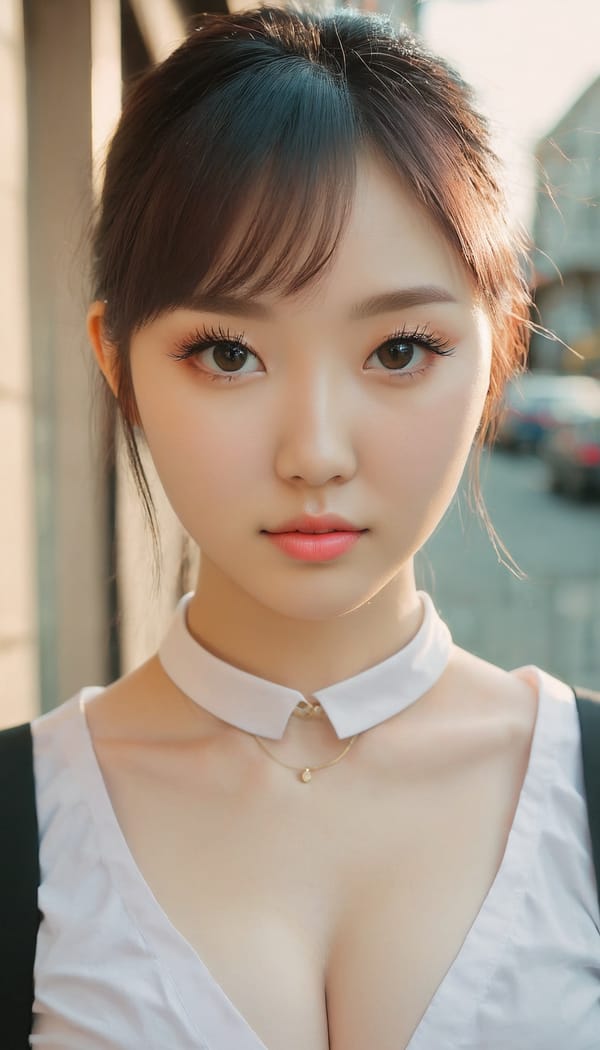 Tags: 21872187, SDXL
{"3": {"inputs": {"seed": 315419320451286, "steps": 64, "cfg": 5.66, "sampler_name": "dpmpp_2m", "scheduler": "karras", "denoise": 1.0, "model": ["27", 0], "positive": ["6", 0], "negative": ["7", 0], "latent_image": ["5", 0]}, "class_type": "KSampler"}, "4": {"inputs": {"ckpt_name": "juggernautxl.safetensors"}, "class_type": "CheckpointLoaderSimple"}, "5": {"inputs": {"width": 768, "height": 1344, "batch_size": 1}, "class_type": "EmptyLatentImage"}, "6": {"inputs": {"text": "24 year old girl, (ukrainian:1.03), (korean:0.98), (seductive pose:1.06), (detailed face:1.06), (pale skin:0.96), (temptress:0.99), (sexy lips:1.01), (slim:0.96), (eyelashes:1.13), (cute:1.12), (idol:1.08), (seductive facial expression:1.10), (double eyelids:1.07), (blush:1.09), (beautiful eyes:1.07), (in a seductive pose:0.98), (large perky breasts:1.06), (cleavage:1.05), (thigh gap:1.10), (school uniform:1.09), choker, busy street, (textured skin:1.06), (candid cinema:1.09), (film:1.09), (portra:1.09), (detailed skin:1.08), (natural looking skin:1.03), (skin fuzz:1.09), (RAW:1.08), (soft lighting:1.02)", "clip": ["27", 1]}, "class_type": "CLIPTextEncode"}, "7": {"inputs": {"text": "(twisted:1.06), (open mouth:1.12), (worst quality:1.14), (bad hands:1.12), (distorted:1.12), (watermark:1.06), (low resolution:1.14)", "clip": ["27", 1]}, "class_type": "CLIPTextEncode"}, "8": {"inputs": {"samples": ["3", 0], "vae": ["4", 2]}, "class_type": "VAEDecode"}, "25": {"inputs": {"lora_name": "nudify_xl.safetensors", "strength_model": 0.35, "strength_clip": 0.35, "model": ["4", 0], "clip": ["4", 1]}, "class_type": "LoraLoader"}, "26": {"inputs": {"lora_name": "shirtlift_SDXL_v2.safetensors", "strength_model": 0.13, "strength_clip": 0.04, "model": ["25", 0], "clip": ["25", 1]}, "class_type": "LoraLoader"}, "27": {"inputs": {"lora_name": "PerfectEyesXL.safetensors", "strength_model": 0.16, "strength_clip": 0.0, "model": ["26", 0], "clip": ["26", 1]}, "class_type": "LoraLoader"}, "30": {"inputs": {"model_name": "4x_NMKD-Superscale-SP_178000_G.pth"}, "class_type": "UpscaleModelLoader"}, "31": {"inputs": {"upscale_model": ["30", 0], "image": ["8", 0]}, "class_type": "ImageUpscaleWithModel"}, "32": {"inputs": {"upscale_method": "lanczos", "scale_by": 0.5, "image": ["31", 0]}, "class_type": "ImageScaleBy"}, "33": {"inputs": {"pixels": ["32", 0], "vae": ["4", 2]}, "class_type": "VAEEncode"}, "34": {"inputs": {"seed": 315419320451286, "steps": 64, "cfg": 5.66, "sampler_name": "dpmpp_2m", "scheduler": "karras", "denoise": 0.3, "model": ["27", 0], "positive": ["6", 0], "negative": ["7", 0], "latent_image": ["33", 0]}, "class_type": "KSampler"}, "36": {"inputs": {"samples": ["34", 0], "vae": ["4", 2]}, "class_type": "VAEDecode"}, "39": {"inputs": {"filename_prefix": "comfyapi-1717265196457", "images": ["36", 0]}, "class_type": "SaveImage"}}