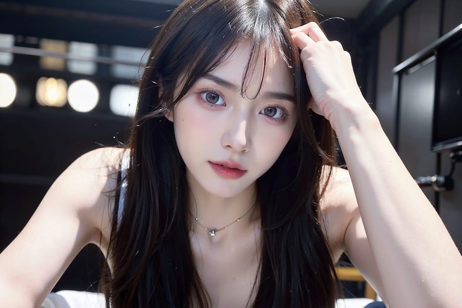 Tags: 21872187
<lora:JapaneseDollLikeness_v15:0.42>, (russian:0.97), (ukrainian:1.00), (clubbing:1.01), party, club, <lora:skirtlift-v4:0.85 <lora:Addams:0.28>, extremely detailed eyes, extremely detailed face, (photorealistic:1.11), sexy lips, seductive smile, double eyelids, eyelashes, pale skin, 4K, best quality, hyper realistic, (long slim legs:0.99), (thigh gap:1.12), blush, delicate and beautiful girl, 1girl, solo, (stunningly attractive:1.20), (dramatic:1.06)
Negative prompt: sketches, ugly, (worst quality:2.06)
Steps: 32, Sampler: DPM++ 2M Karras, CFG scale: 6.72, Seed: 434018328, Size: 768x512, Model hash: fc2511737a, Model: chilloutmix_NiPrunedFp32Fix, Seed resize from: -1x-1, Denoising strength: 0.4, Version: v1.2.1, Hires upscale: 2.0, Hires steps: 32, Hires upscaler: ESRGAN_4x