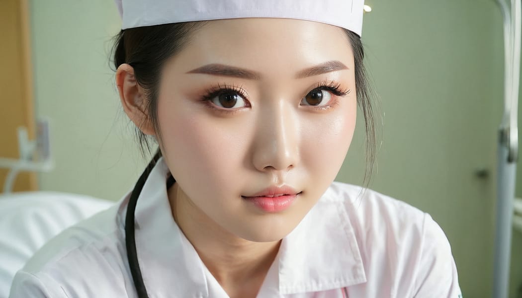 Tags: 21872187, SDXL
{"3": {"inputs": {"seed": 270054047385191, "steps": 32, "cfg": 7.08, "sampler_name": "dpmpp_2m", "scheduler": "karras", "denoise": 1.0, "model": ["27", 0], "positive": ["6", 0], "negative": ["7", 0], "latent_image": ["5", 0]}, "class_type": "KSampler"}, "4": {"inputs": {"ckpt_name": "juggernautxl.safetensors"}, "class_type": "CheckpointLoaderSimple"}, "5": {"inputs": {"width": 1344, "height": 768, "batch_size": 1}, "class_type": "EmptyLatentImage"}, "6": {"inputs": {"text": "19 year old girl, (taiwanese:0.99), (seductive facial expression:1.00), (seductive pose:0.97), (blush:0.96), (eyelashes:1.07), (idol:1.14), (slim:1.09), (detailed face:1.01), (double eyelids:1.07), (temptress:1.11), (cute:0.98), (pale skin:1.02), (beautiful eyes:1.07), (on all fours:1.05), (spreading ass cheeks:0.98), (from behind:1.00), (backboob:0.97), (nurse in uniform:1.11) working in a hospital ward, (candid cinema:1.03), (soft lighting:1.02), (detailed skin:1.01), (film:1.05), (natural looking skin:1.01), (portra:1.03), (textured skin:1.03), (RAW:1.09), (skin fuzz:1.06)", "clip": ["27", 1]}, "class_type": "CLIPTextEncode"}, "7": {"inputs": {"text": "(bad hands:1.05), (twisted:1.09), (watermark:1.06), (low resolution:1.07), (distorted:1.09), (worst quality:1.12)", "clip": ["27", 1]}, "class_type": "CLIPTextEncode"}, "8": {"inputs": {"samples": ["3", 0], "vae": ["4", 2]}, "class_type": "VAEDecode"}, "25": {"inputs": {"lora_name": "nudify_xl.safetensors", "strength_model": 0.32, "strength_clip": 0.03, "model": ["4", 0], "clip": ["4", 1]}, "class_type": "LoraLoader"}, "26": {"inputs": {"lora_name": "shirtlift_SDXL_v2.safetensors", "strength_model": 0.03, "strength_clip": 0.08, "model": ["25", 0], "clip": ["25", 1]}, "class_type": "LoraLoader"}, "27": {"inputs": {"lora_name": "PerfectEyesXL.safetensors", "strength_model": 0.04, "strength_clip": 0.19, "model": ["26", 0], "clip": ["26", 1]}, "class_type": "LoraLoader"}, "30": {"inputs": {"model_name": "4x_NMKD-Superscale-SP_178000_G.pth"}, "class_type": "UpscaleModelLoader"}, "31": {"inputs": {"upscale_model": ["30", 0], "image": ["8", 0]}, "class_type": "ImageUpscaleWithModel"}, "32": {"inputs": {"upscale_method": "lanczos", "scale_by": 0.5, "image": ["31", 0]}, "class_type": "ImageScaleBy"}, "33": {"inputs": {"pixels": ["32", 0], "vae": ["4", 2]}, "class_type": "VAEEncode"}, "34": {"inputs": {"seed": 270054047385191, "steps": 32, "cfg": 7.08, "sampler_name": "dpmpp_2m", "scheduler": "karras", "denoise": 0.3, "model": ["27", 0], "positive": ["6", 0], "negative": ["7", 0], "latent_image": ["33", 0]}, "class_type": "KSampler"}, "36": {"inputs": {"samples": ["34", 0], "vae": ["4", 2]}, "class_type": "VAEDecode"}, "39": {"inputs": {"filename_prefix": "comfyapi-1716094925837", "images": ["36", 0]}, "class_type": "SaveImage"}}