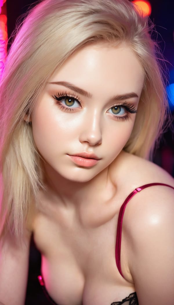 Tags: 21872187, SDXL
{"3": {"inputs": {"seed": 822956244923788, "steps": 32, "cfg": 6.89, "sampler_name": "dpmpp_2m", "scheduler": "karras", "denoise": 1.0, "model": ["27", 0], "positive": ["6", 0], "negative": ["7", 0], "latent_image": ["5", 0]}, "class_type": "KSampler"}, "4": {"inputs": {"ckpt_name": "juggernautxl.safetensors"}, "class_type": "CheckpointLoaderSimple"}, "5": {"inputs": {"width": 768, "height": 1344, "batch_size": 1}, "class_type": "EmptyLatentImage"}, "6": {"inputs": {"text": "18 year old girl, (irish:0.99), (ukrainian:0.97), (russian:1.08), (slim:1.09), (eyelashes:1.13), (double eyelids:1.03), (cute:0.99), (seductive facial expression:1.02), (seductive pose:1.11), (idol:1.11), (beautiful eyes:1.14), (pale skin:1.10), (detailed face:0.97), (sexy lips:1.12), (blush:0.95), (temptress:1.03), (in a seductive pose:1.10), (large perky breasts:0.97), (cleavage:1.09), (thigh gap:1.10), (a pole dancer:0.99) at a night club, (portra:1.02), (natural looking skin:1.08), (soft lighting:1.07), (candid cinema:1.00), (RAW:1.04), (textured skin:1.02), (detailed skin:1.09), (skin fuzz:1.04)", "clip": ["27", 1]}, "class_type": "CLIPTextEncode"}, "7": {"inputs": {"text": "(worst quality:1.14), (twisted:1.06), (watermark:1.10), (bad hands:1.06), (distorted:1.09), (low resolution:1.14), (open mouth:1.09)", "clip": ["27", 1]}, "class_type": "CLIPTextEncode"}, "8": {"inputs": {"samples": ["3", 0], "vae": ["4", 2]}, "class_type": "VAEDecode"}, "25": {"inputs": {"lora_name": "nudify_xl.safetensors", "strength_model": 0.35, "strength_clip": 0.08, "model": ["4", 0], "clip": ["4", 1]}, "class_type": "LoraLoader"}, "26": {"inputs": {"lora_name": "shirtlift_SDXL_v2.safetensors", "strength_model": 0.04, "strength_clip": 0.12, "model": ["25", 0], "clip": ["25", 1]}, "class_type": "LoraLoader"}, "27": {"inputs": {"lora_name": "PerfectEyesXL.safetensors", "strength_model": 0.13, "strength_clip": 0.16, "model": ["26", 0], "clip": ["26", 1]}, "class_type": "LoraLoader"}, "30": {"inputs": {"model_name": "4x_NMKD-Superscale-SP_178000_G.pth"}, "class_type": "UpscaleModelLoader"}, "31": {"inputs": {"upscale_model": ["30", 0], "image": ["8", 0]}, "class_type": "ImageUpscaleWithModel"}, "32": {"inputs": {"upscale_method": "lanczos", "scale_by": 0.5, "image": ["31", 0]}, "class_type": "ImageScaleBy"}, "33": {"inputs": {"pixels": ["32", 0], "vae": ["4", 2]}, "class_type": "VAEEncode"}, "34": {"inputs": {"seed": 822956244923788, "steps": 32, "cfg": 6.89, "sampler_name": "dpmpp_2m", "scheduler": "karras", "denoise": 0.3, "model": ["27", 0], "positive": ["6", 0], "negative": ["7", 0], "latent_image": ["33", 0]}, "class_type": "KSampler"}, "36": {"inputs": {"samples": ["34", 0], "vae": ["4", 2]}, "class_type": "VAEDecode"}, "39": {"inputs": {"filename_prefix": "comfyapi-1714262743838", "images": ["36", 0]}, "class_type": "SaveImage"}}