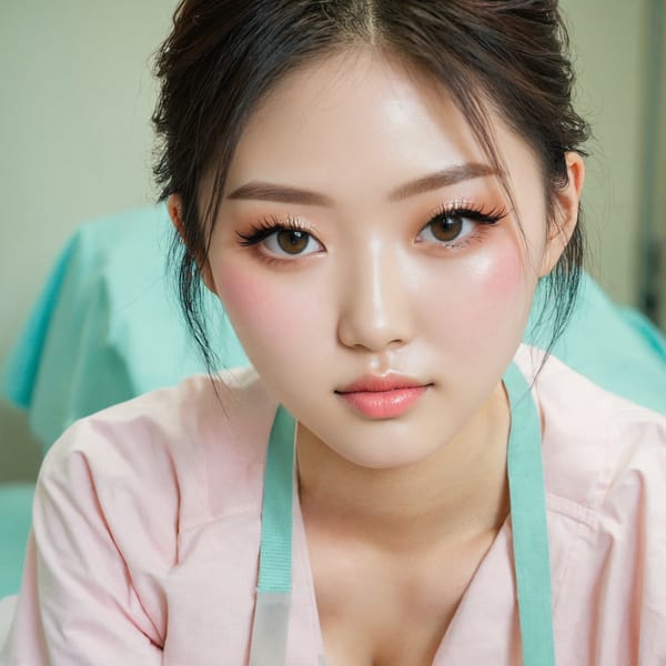 Tags: 21872187, SDXL
{"3": {"inputs": {"seed": 628422585770019, "steps": 64, "cfg": 6.79, "sampler_name": "dpmpp_2m", "scheduler": "karras", "denoise": 1.0, "model": ["27", 0], "positive": ["6", 0], "negative": ["7", 0], "latent_image": ["5", 0]}, "class_type": "KSampler"}, "4": {"inputs": {"ckpt_name": "juggernautxl.safetensors"}, "class_type": "CheckpointLoaderSimple"}, "5": {"inputs": {"width": 1024, "height": 1024, "batch_size": 1}, "class_type": "EmptyLatentImage"}, "6": {"inputs": {"text": "19 year old girl, (chinese:1.09), (taiwanese:1.13), (japanese:1.11), (irish:0.97), (beautiful eyes:1.06), (sexy lips:1.11), (blush:1.11), (detailed face:0.97), (idol:1.06), (pale skin:1.12), (eyelashes:0.99), (temptress:1.08), (double eyelids:1.12), (cute:1.08), (seductive pose:1.08), (slim:1.08), (seductive facial expression:1.06), (in a seductive pose:1.08), (large perky breasts:1.03), (cleavage:0.99), (thigh gap:1.10), (nurse in uniform:1.04) working in a hospital ward, (skin fuzz:1.04), (textured skin:1.00), (candid cinema:1.05), (portra:1.04), (RAW:1.03), (detailed skin:1.01), (film:1.06), (natural looking skin:1.04), (soft lighting:1.06)", "clip": ["27", 1]}, "class_type": "CLIPTextEncode"}, "7": {"inputs": {"text": "(low resolution:1.08), (worst quality:1.08), (open mouth:1.12), (distorted:1.10), (twisted:1.14), (watermark:1.05)", "clip": ["27", 1]}, "class_type": "CLIPTextEncode"}, "8": {"inputs": {"samples": ["3", 0], "vae": ["4", 2]}, "class_type": "VAEDecode"}, "25": {"inputs": {"lora_name": "nudify_xl.safetensors", "strength_model": 0.16, "strength_clip": 0.24, "model": ["4", 0], "clip": ["4", 1]}, "class_type": "LoraLoader"}, "26": {"inputs": {"lora_name": "shirtlift_SDXL_v2.safetensors", "strength_model": 0.02, "strength_clip": 0.13, "model": ["25", 0], "clip": ["25", 1]}, "class_type": "LoraLoader"}, "27": {"inputs": {"lora_name": "PerfectEyesXL.safetensors", "strength_model": 0.16, "strength_clip": 0.08, "model": ["26", 0], "clip": ["26", 1]}, "class_type": "LoraLoader"}, "30": {"inputs": {"model_name": "4x_NMKD-Superscale-SP_178000_G.pth"}, "class_type": "UpscaleModelLoader"}, "31": {"inputs": {"upscale_model": ["30", 0], "image": ["8", 0]}, "class_type": "ImageUpscaleWithModel"}, "32": {"inputs": {"upscale_method": "lanczos", "scale_by": 0.5, "image": ["31", 0]}, "class_type": "ImageScaleBy"}, "33": {"inputs": {"pixels": ["32", 0], "vae": ["4", 2]}, "class_type": "VAEEncode"}, "34": {"inputs": {"seed": 628422585770019, "steps": 64, "cfg": 6.79, "sampler_name": "dpmpp_2m", "scheduler": "karras", "denoise": 0.3, "model": ["27", 0], "positive": ["6", 0], "negative": ["7", 0], "latent_image": ["33", 0]}, "class_type": "KSampler"}, "36": {"inputs": {"samples": ["34", 0], "vae": ["4", 2]}, "class_type": "VAEDecode"}, "39": {"inputs": {"filename_prefix": "comfyapi-1731679603478", "images": ["36", 0]}, "class_type": "SaveImage"}}