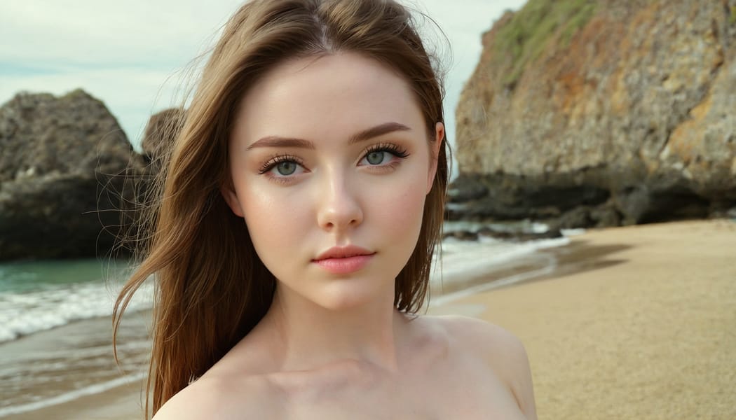 Tags: 21872187, SDXL
{"3": {"inputs": {"seed": 811796423543487, "steps": 64, "cfg": 7.37, "sampler_name": "dpmpp_2m", "scheduler": "karras", "denoise": 1.0, "model": ["27", 0], "positive": ["6", 0], "negative": ["7", 0], "latent_image": ["5", 0]}, "class_type": "KSampler"}, "4": {"inputs": {"ckpt_name": "juggernautxl.safetensors"}, "class_type": "CheckpointLoaderSimple"}, "5": {"inputs": {"width": 1344, "height": 768, "batch_size": 1}, "class_type": "EmptyLatentImage"}, "6": {"inputs": {"text": "28 year old girl, (irish:0.99), (cute:1.06), (double eyelids:1.03), (seductive facial expression:1.08), (slim:0.99), (blush:1.04), (eyelashes:0.96), (pale skin:0.95), (detailed face:1.12), (idol:1.14), (seductive pose:0.96), (beautiful eyes:1.11), (temptress:1.05), (sexy lips:1.12), (in a seductive pose:1.11), (large perky breasts:1.10), (cleavage:0.95), (thigh gap:1.02), strolling (nude:1.04) at a beach, (candid cinema:1.08), (detailed skin:1.09), (textured skin:1.09), (RAW:1.06), (film:1.06), (skin fuzz:1.07), (portra:1.03), (soft lighting:1.09), (natural looking skin:1.02)", "clip": ["27", 1]}, "class_type": "CLIPTextEncode"}, "7": {"inputs": {"text": "(distorted:1.13), (watermark:1.06), (bad hands:1.11), (low resolution:1.12), (open mouth:1.10), (twisted:1.14), (worst quality:1.11)", "clip": ["27", 1]}, "class_type": "CLIPTextEncode"}, "8": {"inputs": {"samples": ["3", 0], "vae": ["4", 2]}, "class_type": "VAEDecode"}, "25": {"inputs": {"lora_name": "nudify_xl.safetensors", "strength_model": 0.14, "strength_clip": 0.15, "model": ["4", 0], "clip": ["4", 1]}, "class_type": "LoraLoader"}, "26": {"inputs": {"lora_name": "shirtlift_SDXL_v2.safetensors", "strength_model": 0.06, "strength_clip": 0.07, "model": ["25", 0], "clip": ["25", 1]}, "class_type": "LoraLoader"}, "27": {"inputs": {"lora_name": "PerfectEyesXL.safetensors", "strength_model": 0.09, "strength_clip": 0.02, "model": ["26", 0], "clip": ["26", 1]}, "class_type": "LoraLoader"}, "30": {"inputs": {"model_name": "4x_NMKD-Superscale-SP_178000_G.pth"}, "class_type": "UpscaleModelLoader"}, "31": {"inputs": {"upscale_model": ["30", 0], "image": ["8", 0]}, "class_type": "ImageUpscaleWithModel"}, "32": {"inputs": {"upscale_method": "lanczos", "scale_by": 0.5, "image": ["31", 0]}, "class_type": "ImageScaleBy"}, "33": {"inputs": {"pixels": ["32", 0], "vae": ["4", 2]}, "class_type": "VAEEncode"}, "34": {"inputs": {"seed": 811796423543487, "steps": 64, "cfg": 7.37, "sampler_name": "dpmpp_2m", "scheduler": "karras", "denoise": 0.3, "model": ["27", 0], "positive": ["6", 0], "negative": ["7", 0], "latent_image": ["33", 0]}, "class_type": "KSampler"}, "36": {"inputs": {"samples": ["34", 0], "vae": ["4", 2]}, "class_type": "VAEDecode"}, "39": {"inputs": {"filename_prefix": "comfyapi-1730412729367", "images": ["36", 0]}, "class_type": "SaveImage"}}