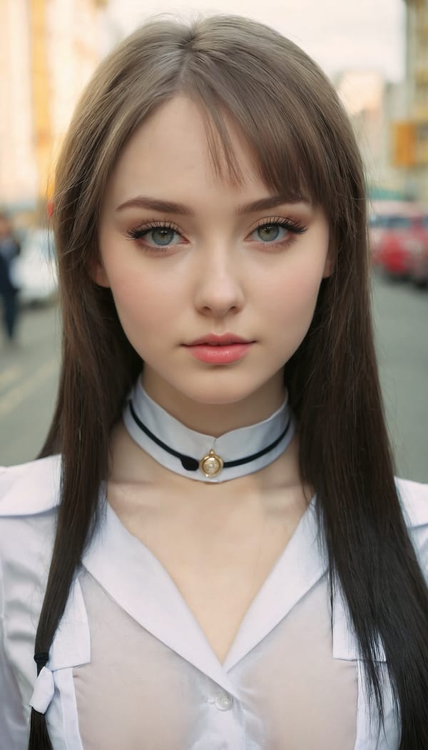 Tags: 21872187, SDXL
{"3": {"inputs": {"seed": 772737458427008, "steps": 32, "cfg": 6.53, "sampler_name": "dpmpp_2m", "scheduler": "karras", "denoise": 1.0, "model": ["27", 0], "positive": ["6", 0], "negative": ["7", 0], "latent_image": ["5", 0]}, "class_type": "KSampler"}, "4": {"inputs": {"ckpt_name": "juggernautxl.safetensors"}, "class_type": "CheckpointLoaderSimple"}, "5": {"inputs": {"width": 768, "height": 1344, "batch_size": 1}, "class_type": "EmptyLatentImage"}, "6": {"inputs": {"text": "27 year old girl, (russian:1.05), (seductive pose:0.99), (detailed face:1.04), (idol:1.12), (cute:1.02), (pale skin:1.00), (temptress:1.01), (sexy lips:1.02), (seductive facial expression:1.03), (eyelashes:1.09), (beautiful eyes:1.13), (double eyelids:0.95), (blush:0.97), (in a seductive pose:1.10), (large perky breasts:0.95), (cleavage:1.02), (thigh gap:1.12), (school uniform:1.11), choker, busy street, (natural looking skin:1.04), (film:1.09), (candid cinema:1.09), (skin fuzz:1.01), (soft lighting:1.02), (portra:1.04), (textured skin:1.08), (RAW:1.08), (detailed skin:1.08)", "clip": ["27", 1]}, "class_type": "CLIPTextEncode"}, "7": {"inputs": {"text": "(bad hands:1.10), (worst quality:1.10), (low resolution:1.07), (distorted:1.08), (twisted:1.07), (open mouth:1.07), (watermark:1.05)", "clip": ["27", 1]}, "class_type": "CLIPTextEncode"}, "8": {"inputs": {"samples": ["3", 0], "vae": ["4", 2]}, "class_type": "VAEDecode"}, "25": {"inputs": {"lora_name": "nudify_xl.safetensors", "strength_model": 0.35, "strength_clip": 0.13, "model": ["4", 0], "clip": ["4", 1]}, "class_type": "LoraLoader"}, "26": {"inputs": {"lora_name": "shirtlift_SDXL_v2.safetensors", "strength_model": 0.09, "strength_clip": 0.1, "model": ["25", 0], "clip": ["25", 1]}, "class_type": "LoraLoader"}, "27": {"inputs": {"lora_name": "PerfectEyesXL.safetensors", "strength_model": 0.02, "strength_clip": 0.12, "model": ["26", 0], "clip": ["26", 1]}, "class_type": "LoraLoader"}, "30": {"inputs": {"model_name": "4x_NMKD-Superscale-SP_178000_G.pth"}, "class_type": "UpscaleModelLoader"}, "31": {"inputs": {"upscale_model": ["30", 0], "image": ["8", 0]}, "class_type": "ImageUpscaleWithModel"}, "32": {"inputs": {"upscale_method": "lanczos", "scale_by": 0.5, "image": ["31", 0]}, "class_type": "ImageScaleBy"}, "33": {"inputs": {"pixels": ["32", 0], "vae": ["4", 2]}, "class_type": "VAEEncode"}, "34": {"inputs": {"seed": 772737458427008, "steps": 32, "cfg": 6.53, "sampler_name": "dpmpp_2m", "scheduler": "karras", "denoise": 0.3, "model": ["27", 0], "positive": ["6", 0], "negative": ["7", 0], "latent_image": ["33", 0]}, "class_type": "KSampler"}, "36": {"inputs": {"samples": ["34", 0], "vae": ["4", 2]}, "class_type": "VAEDecode"}, "39": {"inputs": {"filename_prefix": "comfyapi-1714035870515", "images": ["36", 0]}, "class_type": "SaveImage"}}