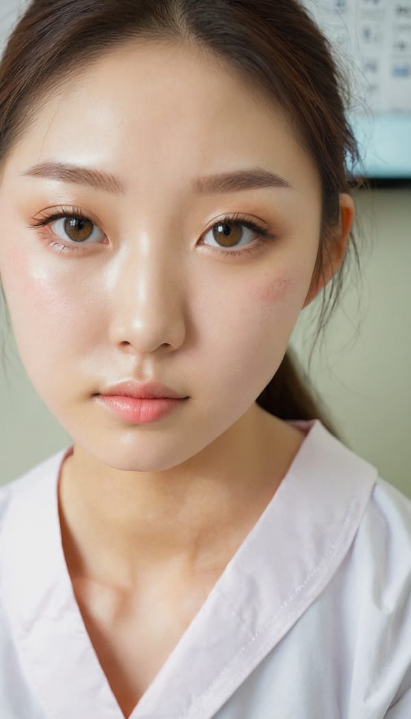 Tags: 21872187, SDXL
{"3": {"inputs": {"seed": 432826266067008, "steps": 64, "cfg": 6.74, "sampler_name": "dpmpp_2m", "scheduler": "karras", "denoise": 1.0, "model": ["27", 0], "positive": ["6", 0], "negative": ["7", 0], "latent_image": ["5", 0]}, "class_type": "KSampler"}, "4": {"inputs": {"ckpt_name": "juggernautxl.safetensors"}, "class_type": "CheckpointLoaderSimple"}, "5": {"inputs": {"width": 768, "height": 1344, "batch_size": 1}, "class_type": "EmptyLatentImage"}, "6": {"inputs": {"text": "18 year old girl, (irish:1.10), (korean:1.11), (ukrainian:1.05), (japanese:1.05), (double eyelids:0.97), (detailed face:0.98), (seductive facial expression:1.09), (temptress:0.97), (idol:1.08), (seductive pose:1.03), (slim:1.02), (beautiful eyes:0.99), (sexy lips:1.12), (blush:1.00), (cute:1.03), (eyelashes:0.96), (pale skin:1.00), (on all fours:1.05), (spreading ass cheeks:1.13), (from behind:1.01), (backboob:1.11), (nurse in uniform:1.03) working in a hospital ward, (skin fuzz:1.04), (natural looking skin:1.08), (film:1.02), (detailed skin:1.06), (RAW:1.06), (candid cinema:1.04), (soft lighting:1.09), (textured skin:1.03), (portra:1.07)", "clip": ["27", 1]}, "class_type": "CLIPTextEncode"}, "7": {"inputs": {"text": "(open mouth:1.13), (worst quality:1.05), (low resolution:1.08), (twisted:1.14), (bad hands:1.11), (distorted:1.08), (watermark:1.11)", "clip": ["27", 1]}, "class_type": "CLIPTextEncode"}, "8": {"inputs": {"samples": ["3", 0], "vae": ["4", 2]}, "class_type": "VAEDecode"}, "25": {"inputs": {"lora_name": "nudify_xl.safetensors", "strength_model": 0.33, "strength_clip": 0.08, "model": ["4", 0], "clip": ["4", 1]}, "class_type": "LoraLoader"}, "26": {"inputs": {"lora_name": "shirtlift_SDXL_v2.safetensors", "strength_model": 0.02, "strength_clip": 0.13, "model": ["25", 0], "clip": ["25", 1]}, "class_type": "LoraLoader"}, "27": {"inputs": {"lora_name": "PerfectEyesXL.safetensors", "strength_model": 0.09, "strength_clip": 0.02, "model": ["26", 0], "clip": ["26", 1]}, "class_type": "LoraLoader"}, "30": {"inputs": {"model_name": "4x_NMKD-Superscale-SP_178000_G.pth"}, "class_type": "UpscaleModelLoader"}, "31": {"inputs": {"upscale_model": ["30", 0], "image": ["8", 0]}, "class_type": "ImageUpscaleWithModel"}, "32": {"inputs": {"upscale_method": "lanczos", "scale_by": 0.5, "image": ["31", 0]}, "class_type": "ImageScaleBy"}, "33": {"inputs": {"pixels": ["32", 0], "vae": ["4", 2]}, "class_type": "VAEEncode"}, "34": {"inputs": {"seed": 432826266067008, "steps": 64, "cfg": 6.74, "sampler_name": "dpmpp_2m", "scheduler": "karras", "denoise": 0.3, "model": ["27", 0], "positive": ["6", 0], "negative": ["7", 0], "latent_image": ["33", 0]}, "class_type": "KSampler"}, "36": {"inputs": {"samples": ["34", 0], "vae": ["4", 2]}, "class_type": "VAEDecode"}, "39": {"inputs": {"filename_prefix": "comfyapi-1716549081251", "images": ["36", 0]}, "class_type": "SaveImage"}}