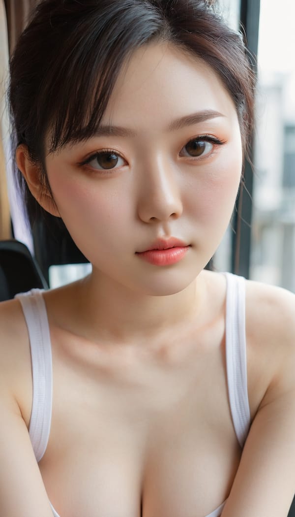 Tags: 21872187, SDXL
{"3": {"inputs": {"seed": 451250621995422, "steps": 64, "cfg": 5.92, "sampler_name": "dpmpp_2m", "scheduler": "karras", "denoise": 1.0, "model": ["27", 0], "positive": ["6", 0], "negative": ["7", 0], "latent_image": ["5", 0]}, "class_type": "KSampler"}, "4": {"inputs": {"ckpt_name": "juggernautxl.safetensors"}, "class_type": "CheckpointLoaderSimple"}, "5": {"inputs": {"width": 768, "height": 1344, "batch_size": 1}, "class_type": "EmptyLatentImage"}, "6": {"inputs": {"text": "22 year old girl, (korean:1.13), (japanese:1.00), (irish:0.98), (idol:0.97), (cute:1.03), (pale skin:1.14), (blush:1.02), (double eyelids:1.04), (slim:1.02), (eyelashes:1.01), (sexy lips:1.02), (seductive pose:1.05), (beautiful eyes:0.97), (detailed face:1.07), (temptress:0.95), (seductive facial expression:1.10), (in a seductive pose:0.98), (large perky breasts:1.09), (cleavage:1.07), (thigh gap:1.14), (white tanktop:1.10), busy street, (candid cinema:1.00), (textured skin:1.06), (portra:1.05), (detailed skin:1.03), (soft lighting:1.02), (skin fuzz:1.07), (natural looking skin:1.07)", "clip": ["27", 1]}, "class_type": "CLIPTextEncode"}, "7": {"inputs": {"text": "(open mouth:1.05), (watermark:1.08), (worst quality:1.07), (twisted:1.10), (low resolution:1.05), (distorted:1.08), (bad hands:1.05)", "clip": ["27", 1]}, "class_type": "CLIPTextEncode"}, "8": {"inputs": {"samples": ["3", 0], "vae": ["4", 2]}, "class_type": "VAEDecode"}, "25": {"inputs": {"lora_name": "nudify_xl.safetensors", "strength_model": 0.2, "strength_clip": 0.06, "model": ["4", 0], "clip": ["4", 1]}, "class_type": "LoraLoader"}, "26": {"inputs": {"lora_name": "shirtlift_SDXL_v2.safetensors", "strength_model": 0.14, "strength_clip": 0.06, "model": ["25", 0], "clip": ["25", 1]}, "class_type": "LoraLoader"}, "27": {"inputs": {"lora_name": "PerfectEyesXL.safetensors", "strength_model": 0.14, "strength_clip": 0.17, "model": ["26", 0], "clip": ["26", 1]}, "class_type": "LoraLoader"}, "30": {"inputs": {"model_name": "4x_NMKD-Superscale-SP_178000_G.pth"}, "class_type": "UpscaleModelLoader"}, "31": {"inputs": {"upscale_model": ["30", 0], "image": ["8", 0]}, "class_type": "ImageUpscaleWithModel"}, "32": {"inputs": {"upscale_method": "lanczos", "scale_by": 0.5, "image": ["31", 0]}, "class_type": "ImageScaleBy"}, "33": {"inputs": {"pixels": ["32", 0], "vae": ["4", 2]}, "class_type": "VAEEncode"}, "34": {"inputs": {"seed": 451250621995422, "steps": 64, "cfg": 5.92, "sampler_name": "dpmpp_2m", "scheduler": "karras", "denoise": 0.3, "model": ["27", 0], "positive": ["6", 0], "negative": ["7", 0], "latent_image": ["33", 0]}, "class_type": "KSampler"}, "36": {"inputs": {"samples": ["34", 0], "vae": ["4", 2]}, "class_type": "VAEDecode"}, "39": {"inputs": {"filename_prefix": "comfyapi-1714162745802", "images": ["36", 0]}, "class_type": "SaveImage"}}