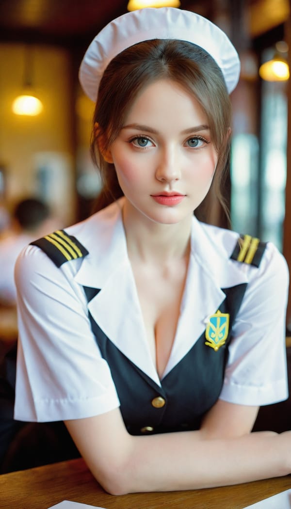 Tags: 21872187, SDXL
{"3": {"inputs": {"seed": 428618271757196, "steps": 32, "cfg": 6.85, "sampler_name": "dpmpp_2m", "scheduler": "karras", "denoise": 1.0, "model": ["27", 0], "positive": ["6", 0], "negative": ["7", 0], "latent_image": ["5", 0]}, "class_type": "KSampler"}, "4": {"inputs": {"ckpt_name": "leosamsHelloworldSDXL_helloworldSDXL32DPO.safetensors"}, "class_type": "CheckpointLoaderSimple"}, "5": {"inputs": {"width": 768, "height": 1344, "batch_size": 1}, "class_type": "EmptyLatentImage"}, "6": {"inputs": {"text": "27 year old girl, (ukrainian:1.12), (seductive pose:1.03), (pale skin:0.95), (beautiful eyes:1.07), (double eyelids:0.97), (blush:1.03), (detailed face:1.10), (eyelashes:1.01), (slim:0.95), (idol:1.10), (temptress:1.02), (cute:0.99), (sexy lips:1.01), (in a seductive pose:1.12), (large perky breasts:1.09), (cleavage:1.00), (thigh gap:0.99), (a waitress in uniform:1.13) working at a restaurant, (skin fuzz:1.03), (film:1.06), (soft lighting:1.07), (portra:1.05), (natural looking skin:1.08), (detailed skin:1.02), (RAW:1.09), (candid cinema:1.04), (textured skin:1.05)", "clip": ["27", 1]}, "class_type": "CLIPTextEncode"}, "7": {"inputs": {"text": "(distorted:1.12), (bad hands:1.09), (twisted:1.12), (watermark:1.08), (open mouth:1.05), (low resolution:1.05), (worst quality:1.12)", "clip": ["27", 1]}, "class_type": "CLIPTextEncode"}, "8": {"inputs": {"samples": ["3", 0], "vae": ["4", 2]}, "class_type": "VAEDecode"}, "25": {"inputs": {"lora_name": "nudify_xl.safetensors", "strength_model": 0.02, "strength_clip": 0.32, "model": ["4", 0], "clip": ["4", 1]}, "class_type": "LoraLoader"}, "26": {"inputs": {"lora_name": "shirtlift_SDXL_v2.safetensors", "strength_model": 0.04, "strength_clip": 0.14, "model": ["25", 0], "clip": ["25", 1]}, "class_type": "LoraLoader"}, "27": {"inputs": {"lora_name": "PerfectEyesXL.safetensors", "strength_model": 0.09, "strength_clip": 0.1, "model": ["26", 0], "clip": ["26", 1]}, "class_type": "LoraLoader"}, "30": {"inputs": {"model_name": "4x_NMKD-Superscale-SP_178000_G.pth"}, "class_type": "UpscaleModelLoader"}, "31": {"inputs": {"upscale_model": ["30", 0], "image": ["8", 0]}, "class_type": "ImageUpscaleWithModel"}, "32": {"inputs": {"upscale_method": "lanczos", "scale_by": 0.5, "image": ["31", 0]}, "class_type": "ImageScaleBy"}, "33": {"inputs": {"pixels": ["32", 0], "vae": ["4", 2]}, "class_type": "VAEEncode"}, "34": {"inputs": {"seed": 428618271757196, "steps": 32, "cfg": 6.85, "sampler_name": "dpmpp_2m", "scheduler": "karras", "denoise": 0.3, "model": ["27", 0], "positive": ["6", 0], "negative": ["7", 0], "latent_image": ["33", 0]}, "class_type": "KSampler"}, "36": {"inputs": {"samples": ["34", 0], "vae": ["4", 2]}, "class_type": "VAEDecode"}, "39": {"inputs": {"filename_prefix": "comfyapi-1706252049374", "images": ["36", 0]}, "class_type": "SaveImage"}}