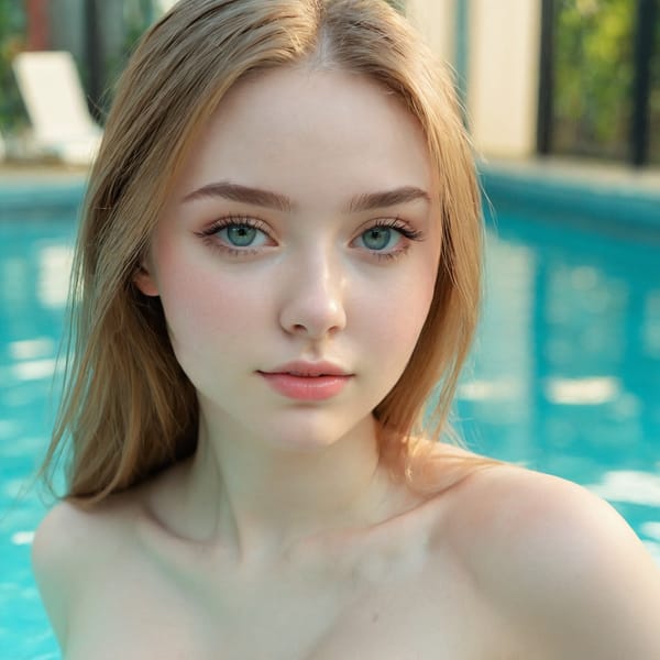 Tags: 21872187, SDXL
{"3": {"inputs": {"seed": 978515897118246, "steps": 32, "cfg": 6.48, "sampler_name": "dpmpp_2m", "scheduler": "karras", "denoise": 1.0, "model": ["27", 0], "positive": ["6", 0], "negative": ["7", 0], "latent_image": ["5", 0]}, "class_type": "KSampler"}, "4": {"inputs": {"ckpt_name": "juggernautxl.safetensors"}, "class_type": "CheckpointLoaderSimple"}, "5": {"inputs": {"width": 1024, "height": 1024, "batch_size": 1}, "class_type": "EmptyLatentImage"}, "6": {"inputs": {"text": "21 year old girl, (russian:1.14), (irish:1.00), (blush:1.00), (cute:1.01), (slim:1.13), (double eyelids:0.98), (beautiful eyes:1.00), (temptress:1.02), (idol:1.02), (eyelashes:1.04), (detailed face:1.14), (seductive facial expression:0.98), (sexy lips:1.02), (pale skin:1.10), (seductive pose:0.98), (in a seductive pose:1.07), (large perky breasts:1.12), (cleavage:0.97), (thigh gap:1.02), (in a swimsuit:0.97) at a pool, (RAW:1.04), (soft lighting:1.09), (film:1.05), (portra:1.04), (natural looking skin:1.09), (skin fuzz:1.05), (candid cinema:1.06), (detailed skin:1.07), (textured skin:1.04)", "clip": ["27", 1]}, "class_type": "CLIPTextEncode"}, "7": {"inputs": {"text": "(low resolution:1.08), (twisted:1.12), (watermark:1.11), (worst quality:1.09), (distorted:1.08), (bad hands:1.11), (open mouth:1.10)", "clip": ["27", 1]}, "class_type": "CLIPTextEncode"}, "8": {"inputs": {"samples": ["3", 0], "vae": ["4", 2]}, "class_type": "VAEDecode"}, "25": {"inputs": {"lora_name": "nudify_xl.safetensors", "strength_model": 0.07, "strength_clip": 0.13, "model": ["4", 0], "clip": ["4", 1]}, "class_type": "LoraLoader"}, "26": {"inputs": {"lora_name": "shirtlift_SDXL_v2.safetensors", "strength_model": 0.17, "strength_clip": 0.03, "model": ["25", 0], "clip": ["25", 1]}, "class_type": "LoraLoader"}, "27": {"inputs": {"lora_name": "PerfectEyesXL.safetensors", "strength_model": 0.04, "strength_clip": 0.1, "model": ["26", 0], "clip": ["26", 1]}, "class_type": "LoraLoader"}, "30": {"inputs": {"model_name": "4x_NMKD-Superscale-SP_178000_G.pth"}, "class_type": "UpscaleModelLoader"}, "31": {"inputs": {"upscale_model": ["30", 0], "image": ["8", 0]}, "class_type": "ImageUpscaleWithModel"}, "32": {"inputs": {"upscale_method": "lanczos", "scale_by": 0.5, "image": ["31", 0]}, "class_type": "ImageScaleBy"}, "33": {"inputs": {"pixels": ["32", 0], "vae": ["4", 2]}, "class_type": "VAEEncode"}, "34": {"inputs": {"seed": 978515897118246, "steps": 32, "cfg": 6.48, "sampler_name": "dpmpp_2m", "scheduler": "karras", "denoise": 0.3, "model": ["27", 0], "positive": ["6", 0], "negative": ["7", 0], "latent_image": ["33", 0]}, "class_type": "KSampler"}, "36": {"inputs": {"samples": ["34", 0], "vae": ["4", 2]}, "class_type": "VAEDecode"}, "39": {"inputs": {"filename_prefix": "comfyapi-1728192255644", "images": ["36", 0]}, "class_type": "SaveImage"}}