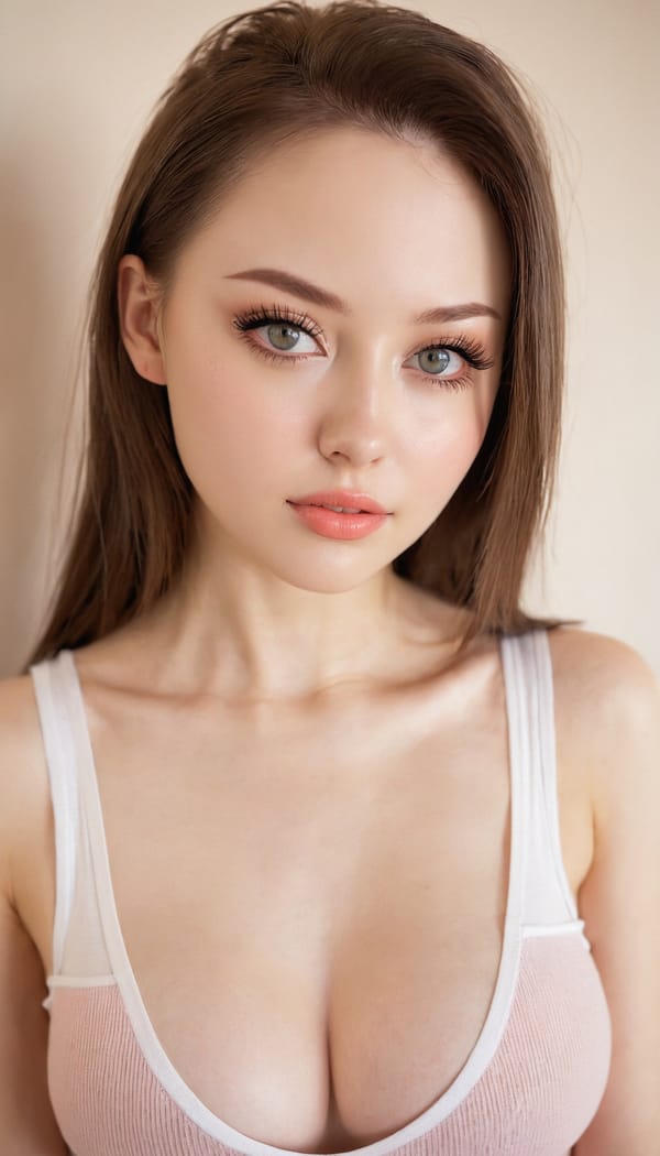 Tags: 21872187, SDXL
{"3": {"inputs": {"seed": 533630152162802, "steps": 32, "cfg": 7.89, "sampler_name": "dpmpp_2m", "scheduler": "karras", "denoise": 1.0, "model": ["27", 0], "positive": ["6", 0], "negative": ["7", 0], "latent_image": ["5", 0]}, "class_type": "KSampler"}, "4": {"inputs": {"ckpt_name": "juggernautxl.safetensors"}, "class_type": "CheckpointLoaderSimple"}, "5": {"inputs": {"width": 768, "height": 1344, "batch_size": 1}, "class_type": "EmptyLatentImage"}, "6": {"inputs": {"text": "25 year old girl, (russian:0.95), (idol:1.12), (seductive pose:1.11), (seductive facial expression:1.14), (slim:1.11), (pale skin:0.96), (cute:1.10), (temptress:1.01), (detailed face:1.07), (double eyelids:0.96), (beautiful eyes:1.02), (sexy lips:1.13), (eyelashes:1.01), (blush:1.06), (in a seductive pose:1.08), (large perky breasts:0.96), (cleavage:1.04), (thigh gap:0.98), (white tanktop:1.09), busy street, (soft lighting:1.01), (portra:1.02), (detailed skin:1.00), (film:1.03), (natural looking skin:1.09), (RAW:1.03), (skin fuzz:1.00), (candid cinema:1.07), (textured skin:1.04)", "clip": ["27", 1]}, "class_type": "CLIPTextEncode"}, "7": {"inputs": {"text": "(worst quality:1.06), (low resolution:1.06), (watermark:1.06), (distorted:1.10), (bad hands:1.08), (twisted:1.13)", "clip": ["27", 1]}, "class_type": "CLIPTextEncode"}, "8": {"inputs": {"samples": ["3", 0], "vae": ["4", 2]}, "class_type": "VAEDecode"}, "25": {"inputs": {"lora_name": "nudify_xl.safetensors", "strength_model": 0.22, "strength_clip": 0.29, "model": ["4", 0], "clip": ["4", 1]}, "class_type": "LoraLoader"}, "26": {"inputs": {"lora_name": "shirtlift_SDXL_v2.safetensors", "strength_model": 0.02, "strength_clip": 0.19, "model": ["25", 0], "clip": ["25", 1]}, "class_type": "LoraLoader"}, "27": {"inputs": {"lora_name": "PerfectEyesXL.safetensors", "strength_model": 0.12, "strength_clip": 0.15, "model": ["26", 0], "clip": ["26", 1]}, "class_type": "LoraLoader"}, "30": {"inputs": {"model_name": "4x_NMKD-Superscale-SP_178000_G.pth"}, "class_type": "UpscaleModelLoader"}, "31": {"inputs": {"upscale_model": ["30", 0], "image": ["8", 0]}, "class_type": "ImageUpscaleWithModel"}, "32": {"inputs": {"upscale_method": "lanczos", "scale_by": 0.5, "image": ["31", 0]}, "class_type": "ImageScaleBy"}, "33": {"inputs": {"pixels": ["32", 0], "vae": ["4", 2]}, "class_type": "VAEEncode"}, "34": {"inputs": {"seed": 533630152162802, "steps": 32, "cfg": 7.89, "sampler_name": "dpmpp_2m", "scheduler": "karras", "denoise": 0.3, "model": ["27", 0], "positive": ["6", 0], "negative": ["7", 0], "latent_image": ["33", 0]}, "class_type": "KSampler"}, "36": {"inputs": {"samples": ["34", 0], "vae": ["4", 2]}, "class_type": "VAEDecode"}, "39": {"inputs": {"filename_prefix": "comfyapi-1734383354637", "images": ["36", 0]}, "class_type": "SaveImage"}}