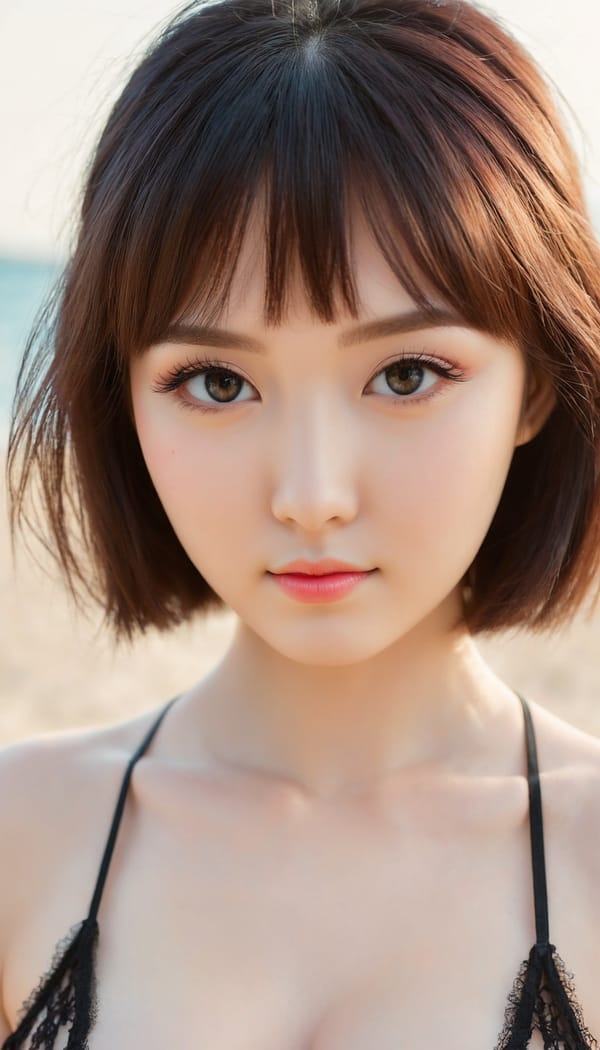 Tags: 21872187, SDXL
{"3": {"inputs": {"seed": 524473207416394, "steps": 32, "cfg": 6.74, "sampler_name": "dpmpp_2m", "scheduler": "karras", "denoise": 1.0, "model": ["27", 0], "positive": ["6", 0], "negative": ["7", 0], "latent_image": ["5", 0]}, "class_type": "KSampler"}, "4": {"inputs": {"ckpt_name": "juggernautXL_v8Rundiffusion.safetensors"}, "class_type": "CheckpointLoaderSimple"}, "5": {"inputs": {"width": 768, "height": 1344, "batch_size": 1}, "class_type": "EmptyLatentImage"}, "6": {"inputs": {"text": "22 year old girl, (ukrainian:1.13), (japanese:1.10), (slim:1.03), (cute:0.96), (idol:1.09), (eyelashes:1.12), (seductive pose:1.02), (beautiful eyes:1.03), (pale skin:0.95), (detailed face:1.02), (double eyelids:1.07), (blush:1.13), (seductive facial expression:1.14), (temptress:0.99), (sexy lips:0.97), (in a seductive pose:1.03), (large perky breasts:1.13), (cleavage:0.99), (thigh gap:0.98), strolling (nude:0.96) at a beach, (portra:1.04), (skin fuzz:1.09), (film:1.06), (textured skin:1.05), (candid cinema:1.02), (detailed skin:1.03), (natural looking skin:1.02), (soft lighting:1.01), (RAW:1.01)", "clip": ["27", 1]}, "class_type": "CLIPTextEncode"}, "7": {"inputs": {"text": "(watermark:1.13), (worst quality:1.10), (bad hands:1.13), (distorted:1.10), (open mouth:1.12), (low resolution:1.05), (twisted:1.05)", "clip": ["27", 1]}, "class_type": "CLIPTextEncode"}, "8": {"inputs": {"samples": ["3", 0], "vae": ["4", 2]}, "class_type": "VAEDecode"}, "25": {"inputs": {"lora_name": "nudify_xl.safetensors", "strength_model": 0.11, "strength_clip": 0.37, "model": ["4", 0], "clip": ["4", 1]}, "class_type": "LoraLoader"}, "26": {"inputs": {"lora_name": "shirtlift_SDXL_v2.safetensors", "strength_model": 0.16, "strength_clip": 0.0, "model": ["25", 0], "clip": ["25", 1]}, "class_type": "LoraLoader"}, "27": {"inputs": {"lora_name": "PerfectEyesXL.safetensors", "strength_model": 0.17, "strength_clip": 0.02, "model": ["26", 0], "clip": ["26", 1]}, "class_type": "LoraLoader"}, "30": {"inputs": {"model_name": "4x_NMKD-Superscale-SP_178000_G.pth"}, "class_type": "UpscaleModelLoader"}, "31": {"inputs": {"upscale_model": ["30", 0], "image": ["8", 0]}, "class_type": "ImageUpscaleWithModel"}, "32": {"inputs": {"upscale_method": "lanczos", "scale_by": 0.5, "image": ["31", 0]}, "class_type": "ImageScaleBy"}, "33": {"inputs": {"pixels": ["32", 0], "vae": ["4", 2]}, "class_type": "VAEEncode"}, "34": {"inputs": {"seed": 524473207416394, "steps": 32, "cfg": 6.74, "sampler_name": "dpmpp_2m", "scheduler": "karras", "denoise": 0.3, "model": ["27", 0], "positive": ["6", 0], "negative": ["7", 0], "latent_image": ["33", 0]}, "class_type": "KSampler"}, "36": {"inputs": {"samples": ["34", 0], "vae": ["4", 2]}, "class_type": "VAEDecode"}, "39": {"inputs": {"filename_prefix": "comfyapi-1708043086670", "images": ["36", 0]}, "class_type": "SaveImage"}}