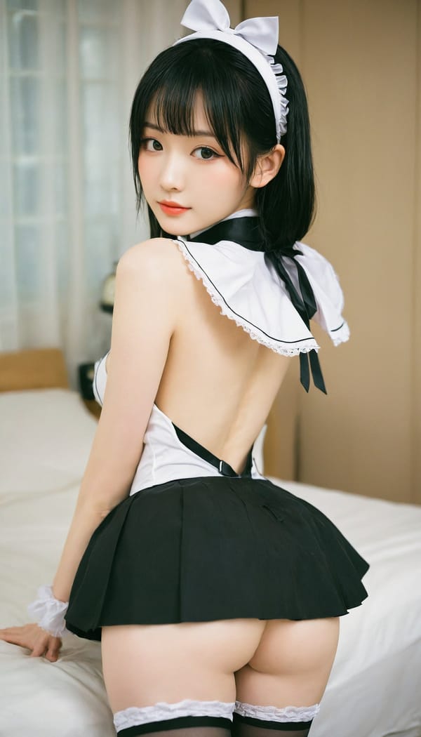 Tags: 21872187, SDXL
{"3": {"inputs": {"seed": 500809514200630, "steps": 32, "cfg": 6.38, "sampler_name": "dpmpp_2m", "scheduler": "karras", "denoise": 1.0, "model": ["27", 0], "positive": ["6", 0], "negative": ["7", 0], "latent_image": ["5", 0]}, "class_type": "KSampler"}, "4": {"inputs": {"ckpt_name": "helloworldxl.safetensors"}, "class_type": "CheckpointLoaderSimple"}, "5": {"inputs": {"width": 768, "height": 1344, "batch_size": 1}, "class_type": "EmptyLatentImage"}, "6": {"inputs": {"text": "28 year old girl, (irish:1.12), (chinese:1.12), (korean:0.97), (detailed face:1.00), (temptress:0.99), (seductive facial expression:1.10), (double eyelids:1.00), (slim:0.99), (idol:1.11), (beautiful eyes:1.13), (eyelashes:1.00), (cute:1.00), (blush:1.00), (seductive pose:0.98), (sexy lips:1.03), (pale skin:1.09), (perky ass:0.98), (exposed ass:1.12), (looking back:1.02), (sexy ass:0.99), (thigh gap:1.11), in a (skimpy maid costume:0.99) working at a maid cafe, choker, bowtie, headband, pleated skirt, (portra:1.09), (detailed skin:1.04), (film:1.02), (skin fuzz:1.08), (textured skin:1.00), (candid cinema:1.06), (soft lighting:1.04), (RAW:1.09), (natural looking skin:1.04)", "clip": ["27", 1]}, "class_type": "CLIPTextEncode"}, "7": {"inputs": {"text": "(watermark:1.13), (twisted:1.09), (low resolution:1.05), (open mouth:1.10), (bad hands:1.13), (distorted:1.14), (worst quality:1.14)", "clip": ["27", 1]}, "class_type": "CLIPTextEncode"}, "8": {"inputs": {"samples": ["3", 0], "vae": ["4", 2]}, "class_type": "VAEDecode"}, "25": {"inputs": {"lora_name": "nudify_xl.safetensors", "strength_model": 0.29, "strength_clip": 0.04, "model": ["4", 0], "clip": ["4", 1]}, "class_type": "LoraLoader"}, "26": {"inputs": {"lora_name": "shirtlift_SDXL_v2.safetensors", "strength_model": 0.0, "strength_clip": 0.12, "model": ["25", 0], "clip": ["25", 1]}, "class_type": "LoraLoader"}, "27": {"inputs": {"lora_name": "PerfectEyesXL.safetensors", "strength_model": 0.02, "strength_clip": 0.05, "model": ["26", 0], "clip": ["26", 1]}, "class_type": "LoraLoader"}, "30": {"inputs": {"model_name": "4x_NMKD-Superscale-SP_178000_G.pth"}, "class_type": "UpscaleModelLoader"}, "31": {"inputs": {"upscale_model": ["30", 0], "image": ["8", 0]}, "class_type": "ImageUpscaleWithModel"}, "32": {"inputs": {"upscale_method": "lanczos", "scale_by": 0.5, "image": ["31", 0]}, "class_type": "ImageScaleBy"}, "33": {"inputs": {"pixels": ["32", 0], "vae": ["4", 2]}, "class_type": "VAEEncode"}, "34": {"inputs": {"seed": 500809514200630, "steps": 32, "cfg": 6.38, "sampler_name": "dpmpp_2m", "scheduler": "karras", "denoise": 0.3, "model": ["27", 0], "positive": ["6", 0], "negative": ["7", 0], "latent_image": ["33", 0]}, "class_type": "KSampler"}, "36": {"inputs": {"samples": ["34", 0], "vae": ["4", 2]}, "class_type": "VAEDecode"}, "39": {"inputs": {"filename_prefix": "comfyapi-1713609465318", "images": ["36", 0]}, "class_type": "SaveImage"}}