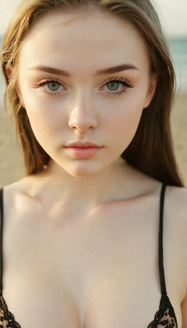 Tags: 21872187, SDXL
{"3": {"inputs": {"seed": 698624050310531, "steps": 32, "cfg": 6.58, "sampler_name": "dpmpp_2m", "scheduler": "karras", "denoise": 1.0, "model": ["27", 0], "positive": ["6", 0], "negative": ["7", 0], "latent_image": ["5", 0]}, "class_type": "KSampler"}, "4": {"inputs": {"ckpt_name": "juggernautxl.safetensors"}, "class_type": "CheckpointLoaderSimple"}, "5": {"inputs": {"width": 768, "height": 1344, "batch_size": 1}, "class_type": "EmptyLatentImage"}, "6": {"inputs": {"text": "18 year old girl, (irish:0.95), (ukrainian:1.00), (sexy lips:1.11), (eyelashes:1.07), (cute:1.02), (seductive pose:1.05), (seductive facial expression:1.05), (idol:1.12), (temptress:1.11), (pale skin:1.08), (blush:1.12), (slim:1.08), (beautiful eyes:0.98), (in a seductive pose:1.02), (large perky breasts:1.01), (cleavage:0.97), (thigh gap:1.13), wearing (bikini:1.10) at a beach, (skin fuzz:1.03), (detailed skin:1.00), (candid cinema:1.09), (natural looking skin:1.08), (film:1.01), (RAW:1.00), (soft lighting:1.06), (textured skin:1.06), (portra:1.08)", "clip": ["27", 1]}, "class_type": "CLIPTextEncode"}, "7": {"inputs": {"text": "(worst quality:1.05), (twisted:1.12), (bad hands:1.10), (low resolution:1.05), (distorted:1.11), (watermark:1.13), (open mouth:1.12)", "clip": ["27", 1]}, "class_type": "CLIPTextEncode"}, "8": {"inputs": {"samples": ["3", 0], "vae": ["4", 2]}, "class_type": "VAEDecode"}, "25": {"inputs": {"lora_name": "nudify_xl.safetensors", "strength_model": 0.18, "strength_clip": 0.03, "model": ["4", 0], "clip": ["4", 1]}, "class_type": "LoraLoader"}, "26": {"inputs": {"lora_name": "shirtlift_SDXL_v2.safetensors", "strength_model": 0.02, "strength_clip": 0.1, "model": ["25", 0], "clip": ["25", 1]}, "class_type": "LoraLoader"}, "27": {"inputs": {"lora_name": "PerfectEyesXL.safetensors", "strength_model": 0.01, "strength_clip": 0.11, "model": ["26", 0], "clip": ["26", 1]}, "class_type": "LoraLoader"}, "30": {"inputs": {"model_name": "4x_NMKD-Superscale-SP_178000_G.pth"}, "class_type": "UpscaleModelLoader"}, "31": {"inputs": {"upscale_model": ["30", 0], "image": ["8", 0]}, "class_type": "ImageUpscaleWithModel"}, "32": {"inputs": {"upscale_method": "lanczos", "scale_by": 0.5, "image": ["31", 0]}, "class_type": "ImageScaleBy"}, "33": {"inputs": {"pixels": ["32", 0], "vae": ["4", 2]}, "class_type": "VAEEncode"}, "34": {"inputs": {"seed": 698624050310531, "steps": 32, "cfg": 6.58, "sampler_name": "dpmpp_2m", "scheduler": "karras", "denoise": 0.3, "model": ["27", 0], "positive": ["6", 0], "negative": ["7", 0], "latent_image": ["33", 0]}, "class_type": "KSampler"}, "36": {"inputs": {"samples": ["34", 0], "vae": ["4", 2]}, "class_type": "VAEDecode"}, "39": {"inputs": {"filename_prefix": "comfyapi-1734149274155", "images": ["36", 0]}, "class_type": "SaveImage"}}