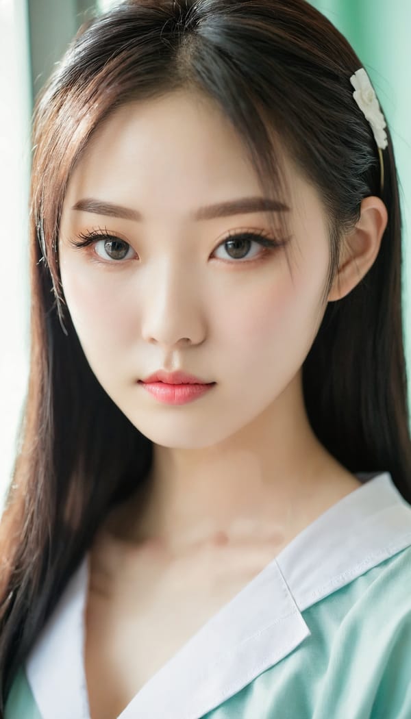 Tags: 21872187, SDXL
{"3": {"inputs": {"seed": 111950854692958, "steps": 64, "cfg": 5.93, "sampler_name": "dpmpp_2m", "scheduler": "karras", "denoise": 1.0, "model": ["27", 0], "positive": ["6", 0], "negative": ["7", 0], "latent_image": ["5", 0]}, "class_type": "KSampler"}, "4": {"inputs": {"ckpt_name": "juggernautxl.safetensors"}, "class_type": "CheckpointLoaderSimple"}, "5": {"inputs": {"width": 768, "height": 1344, "batch_size": 1}, "class_type": "EmptyLatentImage"}, "6": {"inputs": {"text": "18 year old girl, (taiwanese:1.08), (seductive pose:1.04), (pale skin:1.10), (temptress:1.00), (idol:1.14), (double eyelids:1.08), (blush:0.99), (eyelashes:1.10), (slim:0.98), (beautiful eyes:1.05), (sexy lips:0.98), (detailed face:1.09), (seductive facial expression:1.05), (cute:0.96), (in a seductive pose:1.14), (large perky breasts:1.01), (cleavage:1.02), (thigh gap:1.03), (nurse in uniform:1.04) working in a hospital ward, (natural looking skin:1.02), (detailed skin:1.01), (RAW:1.08), (portra:1.06), (candid cinema:1.09), (textured skin:1.00), (skin fuzz:1.06), (soft lighting:1.08)", "clip": ["27", 1]}, "class_type": "CLIPTextEncode"}, "7": {"inputs": {"text": "(bad hands:1.05), (watermark:1.12), (open mouth:1.12), (low resolution:1.12), (twisted:1.07), (distorted:1.10), (worst quality:1.14)", "clip": ["27", 1]}, "class_type": "CLIPTextEncode"}, "8": {"inputs": {"samples": ["3", 0], "vae": ["4", 2]}, "class_type": "VAEDecode"}, "25": {"inputs": {"lora_name": "nudify_xl.safetensors", "strength_model": 0.18, "strength_clip": 0.11, "model": ["4", 0], "clip": ["4", 1]}, "class_type": "LoraLoader"}, "26": {"inputs": {"lora_name": "shirtlift_SDXL_v2.safetensors", "strength_model": 0.13, "strength_clip": 0.18, "model": ["25", 0], "clip": ["25", 1]}, "class_type": "LoraLoader"}, "27": {"inputs": {"lora_name": "PerfectEyesXL.safetensors", "strength_model": 0.15, "strength_clip": 0.09, "model": ["26", 0], "clip": ["26", 1]}, "class_type": "LoraLoader"}, "30": {"inputs": {"model_name": "4x_NMKD-Superscale-SP_178000_G.pth"}, "class_type": "UpscaleModelLoader"}, "31": {"inputs": {"upscale_model": ["30", 0], "image": ["8", 0]}, "class_type": "ImageUpscaleWithModel"}, "32": {"inputs": {"upscale_method": "lanczos", "scale_by": 0.5, "image": ["31", 0]}, "class_type": "ImageScaleBy"}, "33": {"inputs": {"pixels": ["32", 0], "vae": ["4", 2]}, "class_type": "VAEEncode"}, "34": {"inputs": {"seed": 111950854692958, "steps": 64, "cfg": 5.93, "sampler_name": "dpmpp_2m", "scheduler": "karras", "denoise": 0.3, "model": ["27", 0], "positive": ["6", 0], "negative": ["7", 0], "latent_image": ["33", 0]}, "class_type": "KSampler"}, "36": {"inputs": {"samples": ["34", 0], "vae": ["4", 2]}, "class_type": "VAEDecode"}, "39": {"inputs": {"filename_prefix": "comfyapi-1731716831184", "images": ["36", 0]}, "class_type": "SaveImage"}}