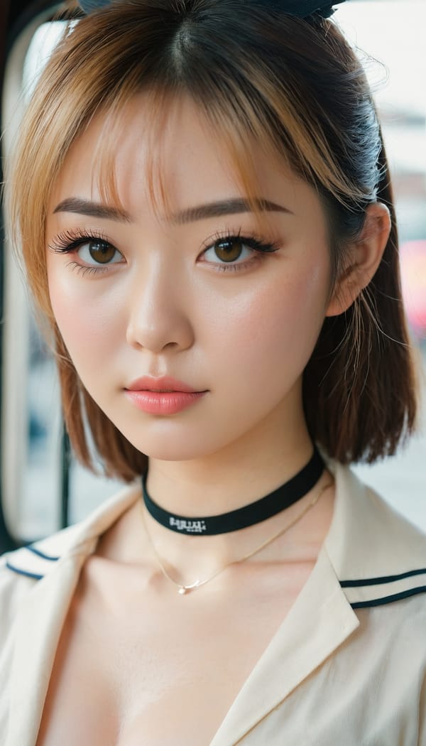 Tags: 21872187, SDXL
{"3": {"inputs": {"seed": 288417205989756, "steps": 32, "cfg": 7.59, "sampler_name": "dpmpp_2m", "scheduler": "karras", "denoise": 1.0, "model": ["27", 0], "positive": ["6", 0], "negative": ["7", 0], "latent_image": ["5", 0]}, "class_type": "KSampler"}, "4": {"inputs": {"ckpt_name": "juggernautxl.safetensors"}, "class_type": "CheckpointLoaderSimple"}, "5": {"inputs": {"width": 768, "height": 1344, "batch_size": 1}, "class_type": "EmptyLatentImage"}, "6": {"inputs": {"text": "28 year old girl, (irish:1.00), (japanese:1.06), (pale skin:1.10), (eyelashes:1.10), (idol:1.03), (temptress:1.09), (blush:1.03), (seductive pose:1.09), (sexy lips:1.06), (beautiful eyes:1.06), (cute:0.95), (detailed face:1.11), (double eyelids:1.07), (seductive facial expression:0.97), (slim:1.00), (in a seductive pose:1.14), (large perky breasts:1.06), (cleavage:1.05), (thigh gap:1.13), (school uniform:1.03), choker, busy street, (detailed skin:1.01), (film:1.06), (RAW:1.02), (textured skin:1.07), (portra:1.07), (candid cinema:1.02), (natural looking skin:1.09), (skin fuzz:1.02), (soft lighting:1.04)", "clip": ["27", 1]}, "class_type": "CLIPTextEncode"}, "7": {"inputs": {"text": "(open mouth:1.06), (low resolution:1.10), (worst quality:1.06), (twisted:1.08), (distorted:1.07), (bad hands:1.07)", "clip": ["27", 1]}, "class_type": "CLIPTextEncode"}, "8": {"inputs": {"samples": ["3", 0], "vae": ["4", 2]}, "class_type": "VAEDecode"}, "25": {"inputs": {"lora_name": "nudify_xl.safetensors", "strength_model": 0.37, "strength_clip": 0.33, "model": ["4", 0], "clip": ["4", 1]}, "class_type": "LoraLoader"}, "26": {"inputs": {"lora_name": "shirtlift_SDXL_v2.safetensors", "strength_model": 0.06, "strength_clip": 0.01, "model": ["25", 0], "clip": ["25", 1]}, "class_type": "LoraLoader"}, "27": {"inputs": {"lora_name": "PerfectEyesXL.safetensors", "strength_model": 0.16, "strength_clip": 0.19, "model": ["26", 0], "clip": ["26", 1]}, "class_type": "LoraLoader"}, "30": {"inputs": {"model_name": "4x_NMKD-Superscale-SP_178000_G.pth"}, "class_type": "UpscaleModelLoader"}, "31": {"inputs": {"upscale_model": ["30", 0], "image": ["8", 0]}, "class_type": "ImageUpscaleWithModel"}, "32": {"inputs": {"upscale_method": "lanczos", "scale_by": 0.5, "image": ["31", 0]}, "class_type": "ImageScaleBy"}, "33": {"inputs": {"pixels": ["32", 0], "vae": ["4", 2]}, "class_type": "VAEEncode"}, "34": {"inputs": {"seed": 288417205989756, "steps": 32, "cfg": 7.59, "sampler_name": "dpmpp_2m", "scheduler": "karras", "denoise": 0.3, "model": ["27", 0], "positive": ["6", 0], "negative": ["7", 0], "latent_image": ["33", 0]}, "class_type": "KSampler"}, "36": {"inputs": {"samples": ["34", 0], "vae": ["4", 2]}, "class_type": "VAEDecode"}, "39": {"inputs": {"filename_prefix": "comfyapi-1716613910543", "images": ["36", 0]}, "class_type": "SaveImage"}}