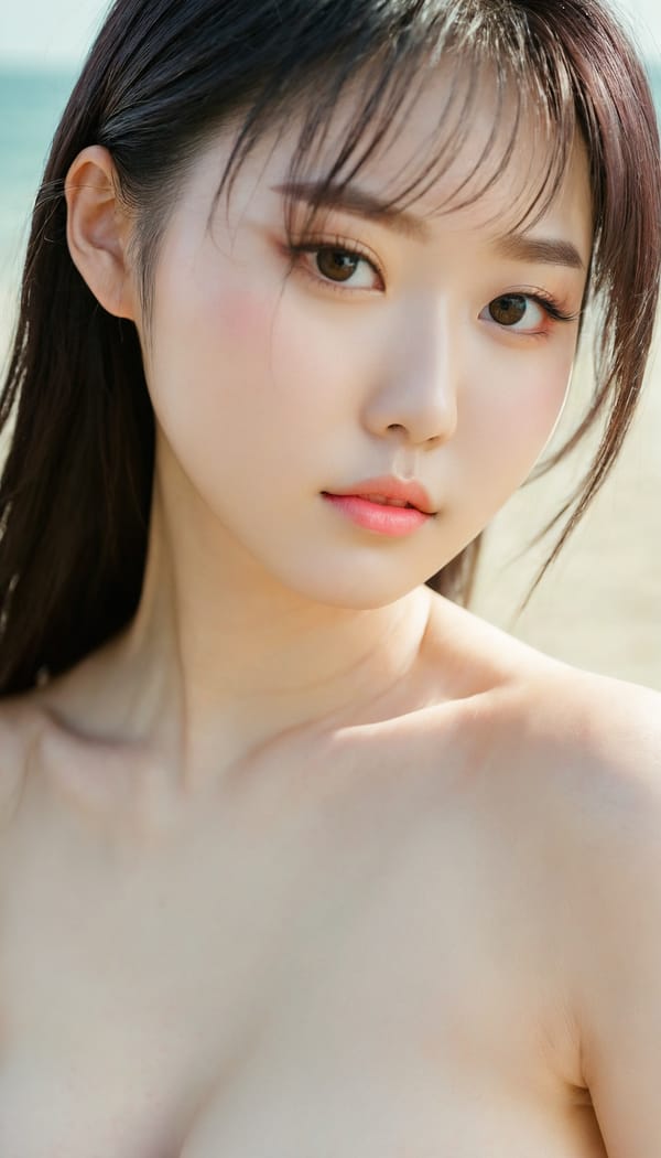 Tags: 21872187, SDXL
{"3": {"inputs": {"seed": 178525776670358, "steps": 64, "cfg": 5.89, "sampler_name": "dpmpp_2m", "scheduler": "karras", "denoise": 1.0, "model": ["27", 0], "positive": ["6", 0], "negative": ["7", 0], "latent_image": ["5", 0]}, "class_type": "KSampler"}, "4": {"inputs": {"ckpt_name": "juggernautxl.safetensors"}, "class_type": "CheckpointLoaderSimple"}, "5": {"inputs": {"width": 768, "height": 1344, "batch_size": 1}, "class_type": "EmptyLatentImage"}, "6": {"inputs": {"text": "19 year old girl, (chinese:0.97), (taiwanese:1.07), (eyelashes:0.95), (seductive facial expression:1.14), (temptress:1.09), (pale skin:1.08), (beautiful eyes:0.96), (idol:1.13), (cute:0.99), (double eyelids:1.00), (blush:0.95), (seductive pose:1.03), (detailed face:1.00), (in a seductive pose:1.13), (large perky breasts:0.95), (cleavage:1.00), (thigh gap:1.03), strolling (nude:1.04) at a beach, (RAW:1.08), (detailed skin:1.00), (soft lighting:1.00), (film:1.00), (natural looking skin:1.02), (textured skin:1.00), (skin fuzz:1.05), (portra:1.09), (candid cinema:1.04)", "clip": ["27", 1]}, "class_type": "CLIPTextEncode"}, "7": {"inputs": {"text": "(twisted:1.12), (watermark:1.12), (distorted:1.11), (low resolution:1.05), (open mouth:1.11), (bad hands:1.10), (worst quality:1.09)", "clip": ["27", 1]}, "class_type": "CLIPTextEncode"}, "8": {"inputs": {"samples": ["3", 0], "vae": ["4", 2]}, "class_type": "VAEDecode"}, "25": {"inputs": {"lora_name": "nudify_xl.safetensors", "strength_model": 0.1, "strength_clip": 0.38, "model": ["4", 0], "clip": ["4", 1]}, "class_type": "LoraLoader"}, "26": {"inputs": {"lora_name": "shirtlift_SDXL_v2.safetensors", "strength_model": 0.06, "strength_clip": 0.06, "model": ["25", 0], "clip": ["25", 1]}, "class_type": "LoraLoader"}, "27": {"inputs": {"lora_name": "PerfectEyesXL.safetensors", "strength_model": 0.07, "strength_clip": 0.0, "model": ["26", 0], "clip": ["26", 1]}, "class_type": "LoraLoader"}, "30": {"inputs": {"model_name": "4x_NMKD-Superscale-SP_178000_G.pth"}, "class_type": "UpscaleModelLoader"}, "31": {"inputs": {"upscale_model": ["30", 0], "image": ["8", 0]}, "class_type": "ImageUpscaleWithModel"}, "32": {"inputs": {"upscale_method": "lanczos", "scale_by": 0.5, "image": ["31", 0]}, "class_type": "ImageScaleBy"}, "33": {"inputs": {"pixels": ["32", 0], "vae": ["4", 2]}, "class_type": "VAEEncode"}, "34": {"inputs": {"seed": 178525776670358, "steps": 64, "cfg": 5.89, "sampler_name": "dpmpp_2m", "scheduler": "karras", "denoise": 0.3, "model": ["27", 0], "positive": ["6", 0], "negative": ["7", 0], "latent_image": ["33", 0]}, "class_type": "KSampler"}, "36": {"inputs": {"samples": ["34", 0], "vae": ["4", 2]}, "class_type": "VAEDecode"}, "39": {"inputs": {"filename_prefix": "comfyapi-1733938104242", "images": ["36", 0]}, "class_type": "SaveImage"}}