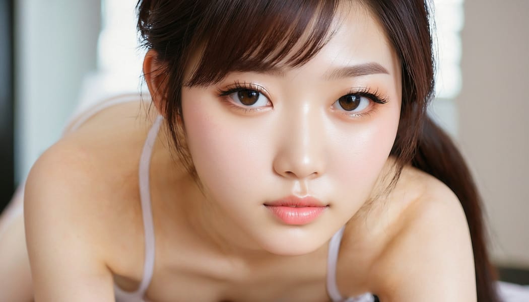 Tags: 21872187, SDXL
{"3": {"inputs": {"seed": 143490175863074, "steps": 32, "cfg": 7.38, "sampler_name": "dpmpp_2m", "scheduler": "karras", "denoise": 1.0, "model": ["27", 0], "positive": ["6", 0], "negative": ["7", 0], "latent_image": ["5", 0]}, "class_type": "KSampler"}, "4": {"inputs": {"ckpt_name": "juggernautxl.safetensors"}, "class_type": "CheckpointLoaderSimple"}, "5": {"inputs": {"width": 1344, "height": 768, "batch_size": 1}, "class_type": "EmptyLatentImage"}, "6": {"inputs": {"text": "19 year old girl, (taiwanese:1.04), (idol:1.02), (beautiful eyes:1.09), (seductive facial expression:1.12), (slim:0.95), (detailed face:1.03), (seductive pose:0.98), (blush:0.99), (cute:1.02), (double eyelids:1.10), (eyelashes:1.05), (temptress:1.01), (pale skin:0.99), (sexy lips:1.07), (on all fours:0.99), (spreading ass cheeks:1.02), (from behind:0.99), (backboob:0.97), (an office lady:0.96), (skin fuzz:1.01), (candid cinema:1.00), (portra:1.06), (film:1.01), (detailed skin:1.06), (textured skin:1.09), (RAW:1.06), (soft lighting:1.00), (natural looking skin:1.09)", "clip": ["27", 1]}, "class_type": "CLIPTextEncode"}, "7": {"inputs": {"text": "(open mouth:1.10), (twisted:1.09), (worst quality:1.13), (low resolution:1.10), (distorted:1.08), (bad hands:1.10), (watermark:1.06)", "clip": ["27", 1]}, "class_type": "CLIPTextEncode"}, "8": {"inputs": {"samples": ["3", 0], "vae": ["4", 2]}, "class_type": "VAEDecode"}, "25": {"inputs": {"lora_name": "nudify_xl.safetensors", "strength_model": 0.06, "strength_clip": 0.04, "model": ["4", 0], "clip": ["4", 1]}, "class_type": "LoraLoader"}, "26": {"inputs": {"lora_name": "shirtlift_SDXL_v2.safetensors", "strength_model": 0.03, "strength_clip": 0.14, "model": ["25", 0], "clip": ["25", 1]}, "class_type": "LoraLoader"}, "27": {"inputs": {"lora_name": "PerfectEyesXL.safetensors", "strength_model": 0.1, "strength_clip": 0.16, "model": ["26", 0], "clip": ["26", 1]}, "class_type": "LoraLoader"}, "30": {"inputs": {"model_name": "4x_NMKD-Superscale-SP_178000_G.pth"}, "class_type": "UpscaleModelLoader"}, "31": {"inputs": {"upscale_model": ["30", 0], "image": ["8", 0]}, "class_type": "ImageUpscaleWithModel"}, "32": {"inputs": {"upscale_method": "lanczos", "scale_by": 0.5, "image": ["31", 0]}, "class_type": "ImageScaleBy"}, "33": {"inputs": {"pixels": ["32", 0], "vae": ["4", 2]}, "class_type": "VAEEncode"}, "34": {"inputs": {"seed": 143490175863074, "steps": 32, "cfg": 7.38, "sampler_name": "dpmpp_2m", "scheduler": "karras", "denoise": 0.3, "model": ["27", 0], "positive": ["6", 0], "negative": ["7", 0], "latent_image": ["33", 0]}, "class_type": "KSampler"}, "36": {"inputs": {"samples": ["34", 0], "vae": ["4", 2]}, "class_type": "VAEDecode"}, "39": {"inputs": {"filename_prefix": "comfyapi-1731614832095", "images": ["36", 0]}, "class_type": "SaveImage"}}