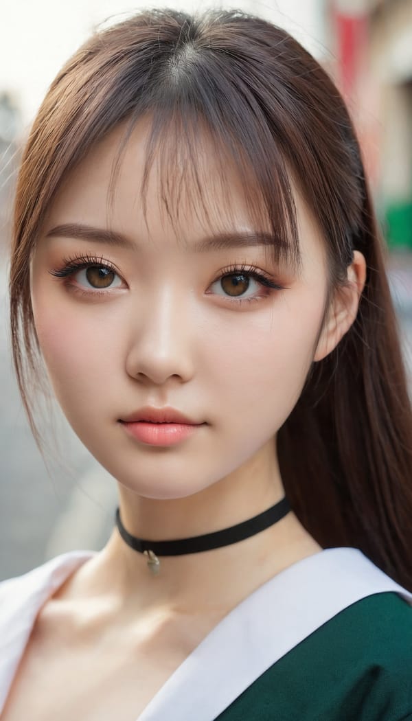 Tags: 21872187, SDXL
{"3": {"inputs": {"seed": 389555547138596, "steps": 64, "cfg": 5.55, "sampler_name": "dpmpp_2m", "scheduler": "karras", "denoise": 1.0, "model": ["27", 0], "positive": ["6", 0], "negative": ["7", 0], "latent_image": ["5", 0]}, "class_type": "KSampler"}, "4": {"inputs": {"ckpt_name": "juggernautxl.safetensors"}, "class_type": "CheckpointLoaderSimple"}, "5": {"inputs": {"width": 768, "height": 1344, "batch_size": 1}, "class_type": "EmptyLatentImage"}, "6": {"inputs": {"text": "18 year old girl, (chinese:0.95), (ukrainian:0.98), (irish:1.05), (slim:1.07), (double eyelids:1.13), (detailed face:1.13), (temptress:1.00), (idol:0.97), (beautiful eyes:1.08), (sexy lips:0.95), (pale skin:1.06), (seductive pose:0.96), (seductive facial expression:1.10), (blush:1.12), (cute:1.06), (eyelashes:0.95), (in a seductive pose:1.13), (large perky breasts:1.06), (cleavage:1.09), (thigh gap:1.04), (school uniform:1.10), choker, busy street, (portra:1.05), (film:1.08), (candid cinema:1.03), (skin fuzz:1.00), (detailed skin:1.09), (textured skin:1.08), (RAW:1.09), (natural looking skin:1.02), (soft lighting:1.02)", "clip": ["27", 1]}, "class_type": "CLIPTextEncode"}, "7": {"inputs": {"text": "(worst quality:1.14), (watermark:1.13), (bad hands:1.09), (low resolution:1.08), (distorted:1.10), (twisted:1.10), (open mouth:1.10)", "clip": ["27", 1]}, "class_type": "CLIPTextEncode"}, "8": {"inputs": {"samples": ["3", 0], "vae": ["4", 2]}, "class_type": "VAEDecode"}, "25": {"inputs": {"lora_name": "nudify_xl.safetensors", "strength_model": 0.09, "strength_clip": 0.27, "model": ["4", 0], "clip": ["4", 1]}, "class_type": "LoraLoader"}, "26": {"inputs": {"lora_name": "shirtlift_SDXL_v2.safetensors", "strength_model": 0.01, "strength_clip": 0.07, "model": ["25", 0], "clip": ["25", 1]}, "class_type": "LoraLoader"}, "27": {"inputs": {"lora_name": "PerfectEyesXL.safetensors", "strength_model": 0.06, "strength_clip": 0.14, "model": ["26", 0], "clip": ["26", 1]}, "class_type": "LoraLoader"}, "30": {"inputs": {"model_name": "4x_NMKD-Superscale-SP_178000_G.pth"}, "class_type": "UpscaleModelLoader"}, "31": {"inputs": {"upscale_model": ["30", 0], "image": ["8", 0]}, "class_type": "ImageUpscaleWithModel"}, "32": {"inputs": {"upscale_method": "lanczos", "scale_by": 0.5, "image": ["31", 0]}, "class_type": "ImageScaleBy"}, "33": {"inputs": {"pixels": ["32", 0], "vae": ["4", 2]}, "class_type": "VAEEncode"}, "34": {"inputs": {"seed": 389555547138596, "steps": 64, "cfg": 5.55, "sampler_name": "dpmpp_2m", "scheduler": "karras", "denoise": 0.3, "model": ["27", 0], "positive": ["6", 0], "negative": ["7", 0], "latent_image": ["33", 0]}, "class_type": "KSampler"}, "36": {"inputs": {"samples": ["34", 0], "vae": ["4", 2]}, "class_type": "VAEDecode"}, "39": {"inputs": {"filename_prefix": "comfyapi-1713848585455", "images": ["36", 0]}, "class_type": "SaveImage"}}