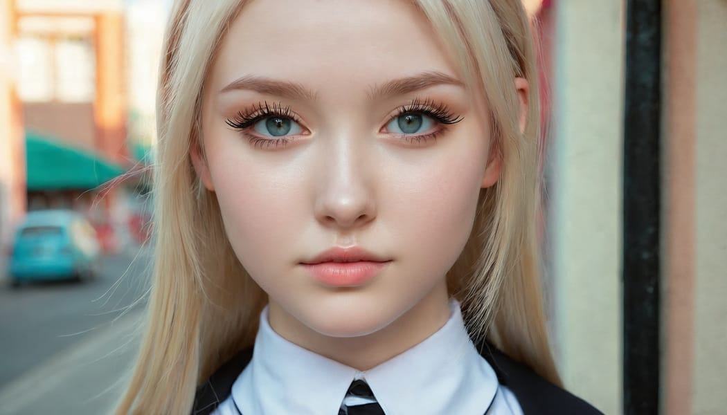 Tags: 21872187, SDXL
{"3": {"inputs": {"seed": 658569304721245, "steps": 32, "cfg": 7.28, "sampler_name": "dpmpp_2m", "scheduler": "karras", "denoise": 1.0, "model": ["27", 0], "positive": ["6", 0], "negative": ["7", 0], "latent_image": ["5", 0]}, "class_type": "KSampler"}, "4": {"inputs": {"ckpt_name": "juggernautxl.safetensors"}, "class_type": "CheckpointLoaderSimple"}, "5": {"inputs": {"width": 1344, "height": 768, "batch_size": 1}, "class_type": "EmptyLatentImage"}, "6": {"inputs": {"text": "20 year old girl, (russian:1.01), (eyelashes:1.10), (beautiful eyes:1.11), (slim:1.04), (blush:0.98), (pale skin:1.05), (seductive facial expression:1.02), (idol:1.07), (double eyelids:1.01), (cute:1.09), (temptress:1.07), (detailed face:1.12), (sexy lips:1.04), (seductive pose:1.03), (in a seductive pose:1.03), (large perky breasts:0.97), (cleavage:1.11), (thigh gap:1.10), (school uniform:1.13), choker, busy street, (RAW:1.08), (natural looking skin:1.01), (detailed skin:1.04), (film:1.09), (soft lighting:1.09), (skin fuzz:1.05), (candid cinema:1.06), (portra:1.05), (textured skin:1.00)", "clip": ["27", 1]}, "class_type": "CLIPTextEncode"}, "7": {"inputs": {"text": "(twisted:1.06), (low resolution:1.05), (bad hands:1.13), (watermark:1.08), (distorted:1.14), (open mouth:1.11), (worst quality:1.11)", "clip": ["27", 1]}, "class_type": "CLIPTextEncode"}, "8": {"inputs": {"samples": ["3", 0], "vae": ["4", 2]}, "class_type": "VAEDecode"}, "25": {"inputs": {"lora_name": "nudify_xl.safetensors", "strength_model": 0.16, "strength_clip": 0.04, "model": ["4", 0], "clip": ["4", 1]}, "class_type": "LoraLoader"}, "26": {"inputs": {"lora_name": "shirtlift_SDXL_v2.safetensors", "strength_model": 0.15, "strength_clip": 0.15, "model": ["25", 0], "clip": ["25", 1]}, "class_type": "LoraLoader"}, "27": {"inputs": {"lora_name": "PerfectEyesXL.safetensors", "strength_model": 0.01, "strength_clip": 0.12, "model": ["26", 0], "clip": ["26", 1]}, "class_type": "LoraLoader"}, "30": {"inputs": {"model_name": "4x_NMKD-Superscale-SP_178000_G.pth"}, "class_type": "UpscaleModelLoader"}, "31": {"inputs": {"upscale_model": ["30", 0], "image": ["8", 0]}, "class_type": "ImageUpscaleWithModel"}, "32": {"inputs": {"upscale_method": "lanczos", "scale_by": 0.5, "image": ["31", 0]}, "class_type": "ImageScaleBy"}, "33": {"inputs": {"pixels": ["32", 0], "vae": ["4", 2]}, "class_type": "VAEEncode"}, "34": {"inputs": {"seed": 658569304721245, "steps": 32, "cfg": 7.28, "sampler_name": "dpmpp_2m", "scheduler": "karras", "denoise": 0.3, "model": ["27", 0], "positive": ["6", 0], "negative": ["7", 0], "latent_image": ["33", 0]}, "class_type": "KSampler"}, "36": {"inputs": {"samples": ["34", 0], "vae": ["4", 2]}, "class_type": "VAEDecode"}, "39": {"inputs": {"filename_prefix": "comfyapi-1734401222450", "images": ["36", 0]}, "class_type": "SaveImage"}}