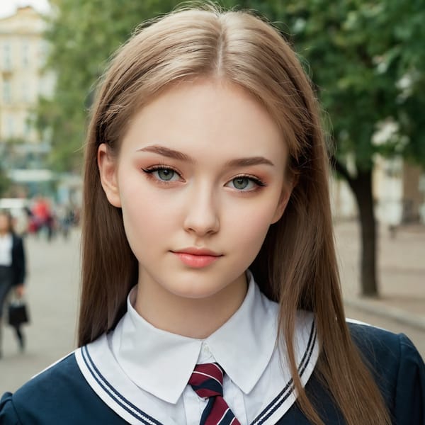 Tags: 21872187, SDXL
{"3": {"inputs": {"seed": 520039737159637, "steps": 32, "cfg": 7.32, "sampler_name": "dpmpp_2m", "scheduler": "karras", "denoise": 1.0, "model": ["27", 0], "positive": ["6", 0], "negative": ["7", 0], "latent_image": ["5", 0]}, "class_type": "KSampler"}, "4": {"inputs": {"ckpt_name": "juggernautXL_v8Rundiffusion.safetensors"}, "class_type": "CheckpointLoaderSimple"}, "5": {"inputs": {"width": 1024, "height": 1024, "batch_size": 1}, "class_type": "EmptyLatentImage"}, "6": {"inputs": {"text": "20 year old girl, (russian:1.07), (seductive facial expression:0.97), (detailed face:0.95), (temptress:0.95), (slim:1.10), (eyelashes:1.00), (cute:0.99), (sexy lips:1.00), (beautiful eyes:1.03), (seductive pose:0.95), (pale skin:1.01), (blush:1.11), (double eyelids:0.96), (in a seductive pose:0.96), (large perky breasts:0.96), (cleavage:1.00), (thigh gap:1.00), (school uniform:1.14), choker, busy street, (detailed skin:1.08), (RAW:1.01), (film:1.04), (soft lighting:1.05), (candid cinema:1.07), (textured skin:1.06), (skin fuzz:1.09), (portra:1.03), (natural looking skin:1.07)", "clip": ["27", 1]}, "class_type": "CLIPTextEncode"}, "7": {"inputs": {"text": "(watermark:1.11), (open mouth:1.13), (distorted:1.08), (low resolution:1.07), (twisted:1.08), (worst quality:1.12), (bad hands:1.09)", "clip": ["27", 1]}, "class_type": "CLIPTextEncode"}, "8": {"inputs": {"samples": ["3", 0], "vae": ["4", 2]}, "class_type": "VAEDecode"}, "25": {"inputs": {"lora_name": "nudify_xl.safetensors", "strength_model": 0.05, "strength_clip": 0.12, "model": ["4", 0], "clip": ["4", 1]}, "class_type": "LoraLoader"}, "26": {"inputs": {"lora_name": "shirtlift_SDXL_v2.safetensors", "strength_model": 0.0, "strength_clip": 0.03, "model": ["25", 0], "clip": ["25", 1]}, "class_type": "LoraLoader"}, "27": {"inputs": {"lora_name": "PerfectEyesXL.safetensors", "strength_model": 0.11, "strength_clip": 0.07, "model": ["26", 0], "clip": ["26", 1]}, "class_type": "LoraLoader"}, "30": {"inputs": {"model_name": "4x_NMKD-Superscale-SP_178000_G.pth"}, "class_type": "UpscaleModelLoader"}, "31": {"inputs": {"upscale_model": ["30", 0], "image": ["8", 0]}, "class_type": "ImageUpscaleWithModel"}, "32": {"inputs": {"upscale_method": "lanczos", "scale_by": 0.5, "image": ["31", 0]}, "class_type": "ImageScaleBy"}, "33": {"inputs": {"pixels": ["32", 0], "vae": ["4", 2]}, "class_type": "VAEEncode"}, "34": {"inputs": {"seed": 520039737159637, "steps": 32, "cfg": 7.32, "sampler_name": "dpmpp_2m", "scheduler": "karras", "denoise": 0.3, "model": ["27", 0], "positive": ["6", 0], "negative": ["7", 0], "latent_image": ["33", 0]}, "class_type": "KSampler"}, "36": {"inputs": {"samples": ["34", 0], "vae": ["4", 2]}, "class_type": "VAEDecode"}, "39": {"inputs": {"filename_prefix": "comfyapi-1708265875376", "images": ["36", 0]}, "class_type": "SaveImage"}}