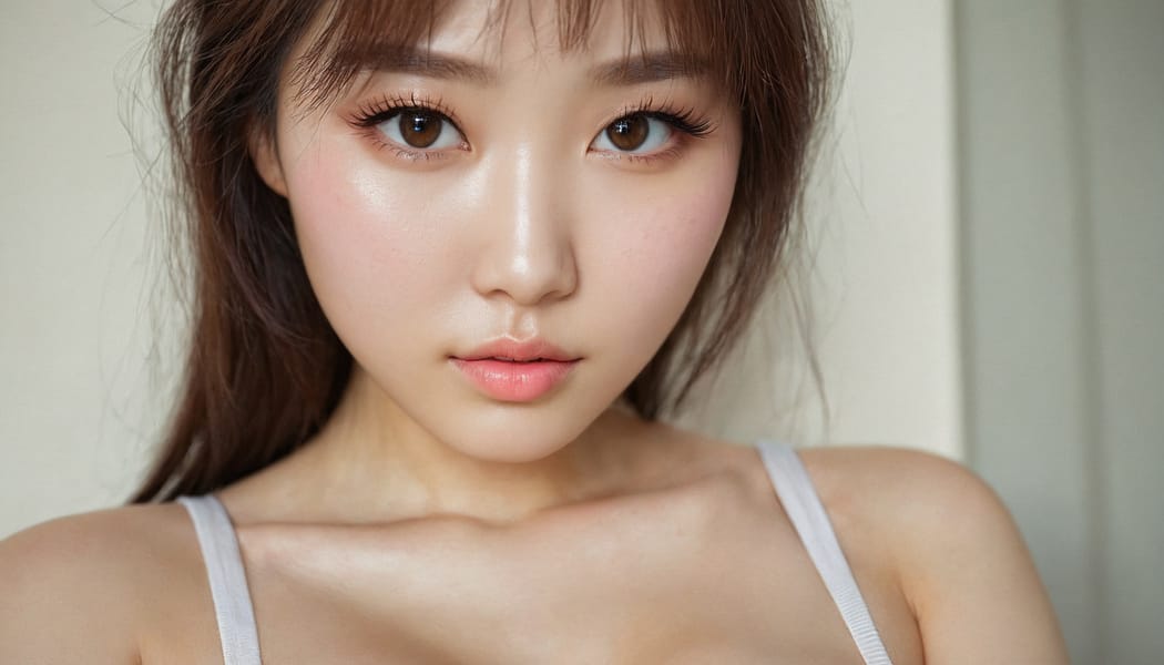 Tags: 21872187, SDXL
{"3": {"inputs": {"seed": 109786389498448, "steps": 32, "cfg": 5.49, "sampler_name": "dpmpp_2m", "scheduler": "karras", "denoise": 1.0, "model": ["27", 0], "positive": ["6", 0], "negative": ["7", 0], "latent_image": ["5", 0]}, "class_type": "KSampler"}, "4": {"inputs": {"ckpt_name": "juggernautxl.safetensors"}, "class_type": "CheckpointLoaderSimple"}, "5": {"inputs": {"width": 1344, "height": 768, "batch_size": 1}, "class_type": "EmptyLatentImage"}, "6": {"inputs": {"text": "24 year old girl, (ukrainian:1.03), (korean:1.07), (blush:1.03), (seductive facial expression:0.98), (beautiful eyes:0.98), (temptress:1.02), (seductive pose:1.11), (detailed face:1.03), (idol:1.13), (double eyelids:1.02), (pale skin:1.08), (sexy lips:0.98), (eyelashes:1.06), (in a seductive pose:0.97), (large perky breasts:1.06), (cleavage:1.08), (thigh gap:0.96), (white tanktop:0.97), busy street, (portra:1.03), (soft lighting:1.01), (textured skin:1.04), (detailed skin:1.07), (skin fuzz:1.08), (candid cinema:1.04), (film:1.02), (RAW:1.06), (natural looking skin:1.09)", "clip": ["27", 1]}, "class_type": "CLIPTextEncode"}, "7": {"inputs": {"text": "(distorted:1.12), (low resolution:1.14), (twisted:1.12), (worst quality:1.12), (bad hands:1.08), (open mouth:1.14), (watermark:1.14)", "clip": ["27", 1]}, "class_type": "CLIPTextEncode"}, "8": {"inputs": {"samples": ["3", 0], "vae": ["4", 2]}, "class_type": "VAEDecode"}, "25": {"inputs": {"lora_name": "nudify_xl.safetensors", "strength_model": 0.18, "strength_clip": 0.23, "model": ["4", 0], "clip": ["4", 1]}, "class_type": "LoraLoader"}, "26": {"inputs": {"lora_name": "shirtlift_SDXL_v2.safetensors", "strength_model": 0.02, "strength_clip": 0.06, "model": ["25", 0], "clip": ["25", 1]}, "class_type": "LoraLoader"}, "27": {"inputs": {"lora_name": "PerfectEyesXL.safetensors", "strength_model": 0.1, "strength_clip": 0.02, "model": ["26", 0], "clip": ["26", 1]}, "class_type": "LoraLoader"}, "30": {"inputs": {"model_name": "4x_NMKD-Superscale-SP_178000_G.pth"}, "class_type": "UpscaleModelLoader"}, "31": {"inputs": {"upscale_model": ["30", 0], "image": ["8", 0]}, "class_type": "ImageUpscaleWithModel"}, "32": {"inputs": {"upscale_method": "lanczos", "scale_by": 0.5, "image": ["31", 0]}, "class_type": "ImageScaleBy"}, "33": {"inputs": {"pixels": ["32", 0], "vae": ["4", 2]}, "class_type": "VAEEncode"}, "34": {"inputs": {"seed": 109786389498448, "steps": 32, "cfg": 5.49, "sampler_name": "dpmpp_2m", "scheduler": "karras", "denoise": 0.3, "model": ["27", 0], "positive": ["6", 0], "negative": ["7", 0], "latent_image": ["33", 0]}, "class_type": "KSampler"}, "36": {"inputs": {"samples": ["34", 0], "vae": ["4", 2]}, "class_type": "VAEDecode"}, "39": {"inputs": {"filename_prefix": "comfyapi-1735322443053", "images": ["36", 0]}, "class_type": "SaveImage"}}