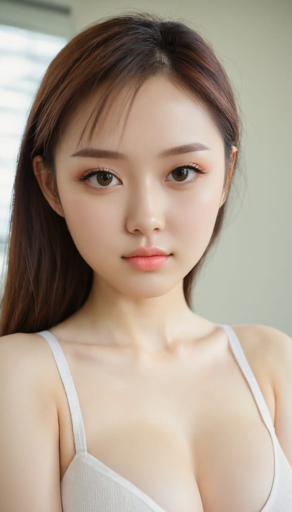 Tags: 21872187, SDXL
{"3": {"inputs": {"seed": 720534054445517, "steps": 64, "cfg": 5.62, "sampler_name": "dpmpp_2m", "scheduler": "karras", "denoise": 1.0, "model": ["27", 0], "positive": ["6", 0], "negative": ["7", 0], "latent_image": ["5", 0]}, "class_type": "KSampler"}, "4": {"inputs": {"ckpt_name": "juggernautxl.safetensors"}, "class_type": "CheckpointLoaderSimple"}, "5": {"inputs": {"width": 768, "height": 1344, "batch_size": 1}, "class_type": "EmptyLatentImage"}, "6": {"inputs": {"text": "20 year old girl, (cute:1.08), (double eyelids:1.04), (temptress:1.01), (seductive facial expression:1.05), (sexy lips:1.05), (idol:0.99), (beautiful eyes:0.97), (eyelashes:0.99), (seductive pose:1.08), (pale skin:1.09), (slim:1.06), (detailed face:0.98), (blush:1.12), (perky ass:1.09), (exposed ass:1.09), (looking back:1.09), (sexy ass:1.08), (thigh gap:1.08), (an office lady:1.13), (detailed skin:1.01), (portra:1.05), (natural looking skin:1.08), (film:1.05), (soft lighting:1.02), (textured skin:1.06), (skin fuzz:1.08), (RAW:1.06), (candid cinema:1.02)", "clip": ["27", 1]}, "class_type": "CLIPTextEncode"}, "7": {"inputs": {"text": "(open mouth:1.11), (worst quality:1.12), (low resolution:1.11), (watermark:1.06), (twisted:1.07), (distorted:1.07), (bad hands:1.05)", "clip": ["27", 1]}, "class_type": "CLIPTextEncode"}, "8": {"inputs": {"samples": ["3", 0], "vae": ["4", 2]}, "class_type": "VAEDecode"}, "25": {"inputs": {"lora_name": "nudify_xl.safetensors", "strength_model": 0.13, "strength_clip": 0.19, "model": ["4", 0], "clip": ["4", 1]}, "class_type": "LoraLoader"}, "26": {"inputs": {"lora_name": "shirtlift_SDXL_v2.safetensors", "strength_model": 0.0, "strength_clip": 0.16, "model": ["25", 0], "clip": ["25", 1]}, "class_type": "LoraLoader"}, "27": {"inputs": {"lora_name": "PerfectEyesXL.safetensors", "strength_model": 0.16, "strength_clip": 0.15, "model": ["26", 0], "clip": ["26", 1]}, "class_type": "LoraLoader"}, "30": {"inputs": {"model_name": "4x_NMKD-Superscale-SP_178000_G.pth"}, "class_type": "UpscaleModelLoader"}, "31": {"inputs": {"upscale_model": ["30", 0], "image": ["8", 0]}, "class_type": "ImageUpscaleWithModel"}, "32": {"inputs": {"upscale_method": "lanczos", "scale_by": 0.5, "image": ["31", 0]}, "class_type": "ImageScaleBy"}, "33": {"inputs": {"pixels": ["32", 0], "vae": ["4", 2]}, "class_type": "VAEEncode"}, "34": {"inputs": {"seed": 720534054445517, "steps": 64, "cfg": 5.62, "sampler_name": "dpmpp_2m", "scheduler": "karras", "denoise": 0.3, "model": ["27", 0], "positive": ["6", 0], "negative": ["7", 0], "latent_image": ["33", 0]}, "class_type": "KSampler"}, "36": {"inputs": {"samples": ["34", 0], "vae": ["4", 2]}, "class_type": "VAEDecode"}, "39": {"inputs": {"filename_prefix": "comfyapi-1725368444187", "images": ["36", 0]}, "class_type": "SaveImage"}}