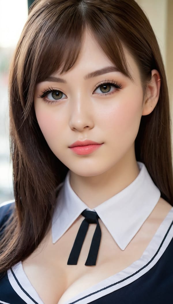 Tags: 21872187, SDXL
{"3": {"inputs": {"seed": 402047461955229, "steps": 64, "cfg": 6.41, "sampler_name": "dpmpp_2m", "scheduler": "karras", "denoise": 1.0, "model": ["27", 0], "positive": ["6", 0], "negative": ["7", 0], "latent_image": ["5", 0]}, "class_type": "KSampler"}, "4": {"inputs": {"ckpt_name": "juggernautXL_v8Rundiffusion.safetensors"}, "class_type": "CheckpointLoaderSimple"}, "5": {"inputs": {"width": 768, "height": 1344, "batch_size": 1}, "class_type": "EmptyLatentImage"}, "6": {"inputs": {"text": "27 year old girl, (cute:1.06), (detailed face:1.09), (seductive pose:0.97), (pale skin:1.06), (eyelashes:1.00), (sexy lips:1.11), (seductive facial expression:1.07), (slim:1.06), (beautiful eyes:0.96), (idol:1.11), (blush:0.96), (temptress:1.01), (double eyelids:1.03), (in a seductive pose:0.99), (large perky breasts:1.04), (cleavage:1.02), (thigh gap:1.10), (school uniform:1.05), choker, busy street, (film:1.03), (detailed skin:1.06), (textured skin:1.00), (candid cinema:1.06), (portra:1.04), (RAW:1.01), (skin fuzz:1.00), (soft lighting:1.03), (natural looking skin:1.00)", "clip": ["27", 1]}, "class_type": "CLIPTextEncode"}, "7": {"inputs": {"text": "(bad hands:1.09), (distorted:1.10), (twisted:1.14), (low resolution:1.10), (worst quality:1.08), (open mouth:1.13)", "clip": ["27", 1]}, "class_type": "CLIPTextEncode"}, "8": {"inputs": {"samples": ["3", 0], "vae": ["4", 2]}, "class_type": "VAEDecode"}, "25": {"inputs": {"lora_name": "nudify_xl.safetensors", "strength_model": 0.05, "strength_clip": 0.32, "model": ["4", 0], "clip": ["4", 1]}, "class_type": "LoraLoader"}, "26": {"inputs": {"lora_name": "shirtlift_SDXL_v2.safetensors", "strength_model": 0.04, "strength_clip": 0.04, "model": ["25", 0], "clip": ["25", 1]}, "class_type": "LoraLoader"}, "27": {"inputs": {"lora_name": "PerfectEyesXL.safetensors", "strength_model": 0.06, "strength_clip": 0.12, "model": ["26", 0], "clip": ["26", 1]}, "class_type": "LoraLoader"}, "30": {"inputs": {"model_name": "4x_NMKD-Superscale-SP_178000_G.pth"}, "class_type": "UpscaleModelLoader"}, "31": {"inputs": {"upscale_model": ["30", 0], "image": ["8", 0]}, "class_type": "ImageUpscaleWithModel"}, "32": {"inputs": {"upscale_method": "lanczos", "scale_by": 0.5, "image": ["31", 0]}, "class_type": "ImageScaleBy"}, "33": {"inputs": {"pixels": ["32", 0], "vae": ["4", 2]}, "class_type": "VAEEncode"}, "34": {"inputs": {"seed": 402047461955229, "steps": 64, "cfg": 6.41, "sampler_name": "dpmpp_2m", "scheduler": "karras", "denoise": 0.3, "model": ["27", 0], "positive": ["6", 0], "negative": ["7", 0], "latent_image": ["33", 0]}, "class_type": "KSampler"}, "36": {"inputs": {"samples": ["34", 0], "vae": ["4", 2]}, "class_type": "VAEDecode"}, "39": {"inputs": {"filename_prefix": "comfyapi-1707791391770", "images": ["36", 0]}, "class_type": "SaveImage"}}