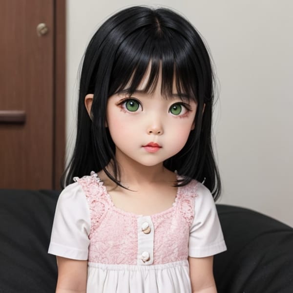 Tags: undefined

JobId: ee34fa54-cbe8-3158-d567-339594f990e6
Function: text2image
Input:
  width: 512
  height: 512
  prompt: 2 year old girl with black hair and green eyes
  model: dreamshaper_8
  count: 1
  negative_prompt: ugly, tiling, poorly drawn hands, poorly drawn feet, poorly drawn face, out of frame, extra limbs, disfigured, deformed, body out of frame, blurry, bad anatomy, blurred, watermark, grainy, signature, cut off, draft
  guidance: 7
  steps: 16
  sampler: dpmpp_2m_karras
  seed: 2501573432
  upscale: 1
  lora1_strength: 0.7
  lora2_strength: 0.7
  format: png
