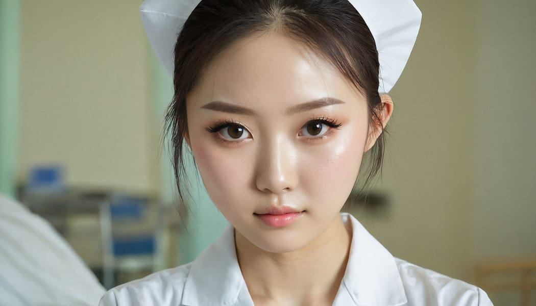 Tags: 21872187, SDXL
{"3": {"inputs": {"seed": 168708699398106, "steps": 32, "cfg": 5.56, "sampler_name": "dpmpp_2m", "scheduler": "karras", "denoise": 1.0, "model": ["27", 0], "positive": ["6", 0], "negative": ["7", 0], "latent_image": ["5", 0]}, "class_type": "KSampler"}, "4": {"inputs": {"ckpt_name": "juggernautxl.safetensors"}, "class_type": "CheckpointLoaderSimple"}, "5": {"inputs": {"width": 1344, "height": 768, "batch_size": 1}, "class_type": "EmptyLatentImage"}, "6": {"inputs": {"text": "19 year old girl, (chinese:0.96), (seductive facial expression:1.02), (detailed face:1.01), (double eyelids:1.00), (temptress:0.98), (eyelashes:1.07), (cute:1.08), (blush:1.06), (pale skin:1.11), (beautiful eyes:1.12), (slim:1.12), (sexy lips:0.95), (idol:0.99), (perky ass:1.02), (exposed ass:1.10), (looking back:1.14), (sexy ass:1.08), (thigh gap:1.11), (nurse in uniform:1.11) working in a hospital ward, (film:1.04), (detailed skin:1.08), (RAW:1.08), (soft lighting:1.08), (skin fuzz:1.02), (natural looking skin:1.06), (textured skin:1.02), (portra:1.03), (candid cinema:1.08)", "clip": ["27", 1]}, "class_type": "CLIPTextEncode"}, "7": {"inputs": {"text": "(low resolution:1.13), (twisted:1.05), (distorted:1.13), (worst quality:1.11), (open mouth:1.11), (bad hands:1.07), (watermark:1.11)", "clip": ["27", 1]}, "class_type": "CLIPTextEncode"}, "8": {"inputs": {"samples": ["3", 0], "vae": ["4", 2]}, "class_type": "VAEDecode"}, "25": {"inputs": {"lora_name": "nudify_xl.safetensors", "strength_model": 0.07, "strength_clip": 0.14, "model": ["4", 0], "clip": ["4", 1]}, "class_type": "LoraLoader"}, "26": {"inputs": {"lora_name": "shirtlift_SDXL_v2.safetensors", "strength_model": 0.13, "strength_clip": 0.11, "model": ["25", 0], "clip": ["25", 1]}, "class_type": "LoraLoader"}, "27": {"inputs": {"lora_name": "PerfectEyesXL.safetensors", "strength_model": 0.07, "strength_clip": 0.04, "model": ["26", 0], "clip": ["26", 1]}, "class_type": "LoraLoader"}, "30": {"inputs": {"model_name": "4x_NMKD-Superscale-SP_178000_G.pth"}, "class_type": "UpscaleModelLoader"}, "31": {"inputs": {"upscale_model": ["30", 0], "image": ["8", 0]}, "class_type": "ImageUpscaleWithModel"}, "32": {"inputs": {"upscale_method": "lanczos", "scale_by": 0.5, "image": ["31", 0]}, "class_type": "ImageScaleBy"}, "33": {"inputs": {"pixels": ["32", 0], "vae": ["4", 2]}, "class_type": "VAEEncode"}, "34": {"inputs": {"seed": 168708699398106, "steps": 32, "cfg": 5.56, "sampler_name": "dpmpp_2m", "scheduler": "karras", "denoise": 0.3, "model": ["27", 0], "positive": ["6", 0], "negative": ["7", 0], "latent_image": ["33", 0]}, "class_type": "KSampler"}, "36": {"inputs": {"samples": ["34", 0], "vae": ["4", 2]}, "class_type": "VAEDecode"}, "39": {"inputs": {"filename_prefix": "comfyapi-1725005919877", "images": ["36", 0]}, "class_type": "SaveImage"}}