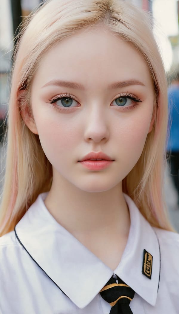 Tags: 21872187, SDXL
{"3": {"inputs": {"seed": 222450572111710, "steps": 64, "cfg": 5.88, "sampler_name": "dpmpp_2m", "scheduler": "karras", "denoise": 1.0, "model": ["27", 0], "positive": ["6", 0], "negative": ["7", 0], "latent_image": ["5", 0]}, "class_type": "KSampler"}, "4": {"inputs": {"ckpt_name": "juggernautxl.safetensors"}, "class_type": "CheckpointLoaderSimple"}, "5": {"inputs": {"width": 768, "height": 1344, "batch_size": 1}, "class_type": "EmptyLatentImage"}, "6": {"inputs": {"text": "18 year old girl, (idol:1.10), (eyelashes:0.97), (detailed face:1.08), (seductive pose:1.07), (cute:1.13), (pale skin:1.09), (temptress:1.07), (sexy lips:1.10), (double eyelids:1.09), (beautiful eyes:1.06), (seductive facial expression:1.08), (slim:1.01), (blush:1.13), (in a seductive pose:1.11), (large perky breasts:1.00), (cleavage:1.04), (thigh gap:1.08), (school uniform:0.98), choker, busy street, (candid cinema:1.04), (film:1.00), (portra:1.02), (RAW:1.01), (skin fuzz:1.05), (natural looking skin:1.05), (soft lighting:1.02), (textured skin:1.07)", "clip": ["27", 1]}, "class_type": "CLIPTextEncode"}, "7": {"inputs": {"text": "(worst quality:1.08), (distorted:1.10), (bad hands:1.05), (open mouth:1.11), (watermark:1.08), (twisted:1.12), (low resolution:1.09)", "clip": ["27", 1]}, "class_type": "CLIPTextEncode"}, "8": {"inputs": {"samples": ["3", 0], "vae": ["4", 2]}, "class_type": "VAEDecode"}, "25": {"inputs": {"lora_name": "nudify_xl.safetensors", "strength_model": 0.37, "strength_clip": 0.19, "model": ["4", 0], "clip": ["4", 1]}, "class_type": "LoraLoader"}, "26": {"inputs": {"lora_name": "shirtlift_SDXL_v2.safetensors", "strength_model": 0.1, "strength_clip": 0.14, "model": ["25", 0], "clip": ["25", 1]}, "class_type": "LoraLoader"}, "27": {"inputs": {"lora_name": "PerfectEyesXL.safetensors", "strength_model": 0.13, "strength_clip": 0.0, "model": ["26", 0], "clip": ["26", 1]}, "class_type": "LoraLoader"}, "30": {"inputs": {"model_name": "4x_NMKD-Superscale-SP_178000_G.pth"}, "class_type": "UpscaleModelLoader"}, "31": {"inputs": {"upscale_model": ["30", 0], "image": ["8", 0]}, "class_type": "ImageUpscaleWithModel"}, "32": {"inputs": {"upscale_method": "lanczos", "scale_by": 0.5, "image": ["31", 0]}, "class_type": "ImageScaleBy"}, "33": {"inputs": {"pixels": ["32", 0], "vae": ["4", 2]}, "class_type": "VAEEncode"}, "34": {"inputs": {"seed": 222450572111710, "steps": 64, "cfg": 5.88, "sampler_name": "dpmpp_2m", "scheduler": "karras", "denoise": 0.3, "model": ["27", 0], "positive": ["6", 0], "negative": ["7", 0], "latent_image": ["33", 0]}, "class_type": "KSampler"}, "36": {"inputs": {"samples": ["34", 0], "vae": ["4", 2]}, "class_type": "VAEDecode"}, "39": {"inputs": {"filename_prefix": "comfyapi-1715976643949", "images": ["36", 0]}, "class_type": "SaveImage"}}