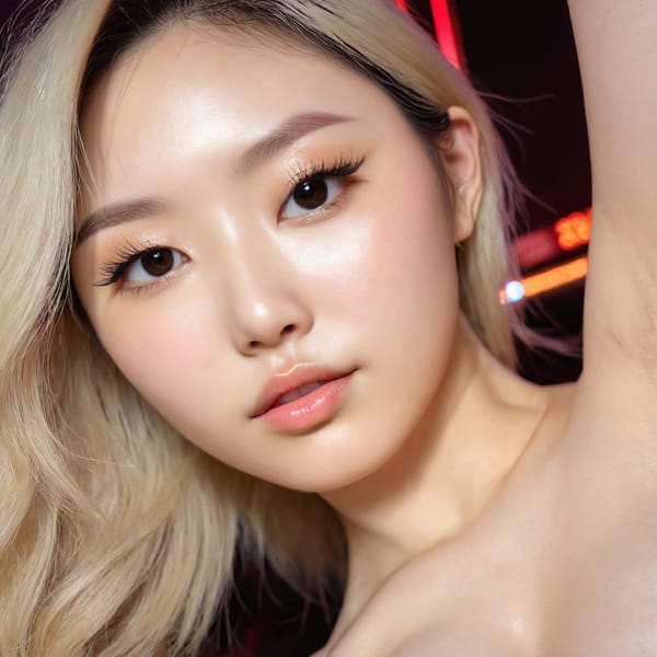 Tags: 21872187, SDXL
{"3": {"inputs": {"seed": 155831511218077, "steps": 32, "cfg": 6.15, "sampler_name": "dpmpp_2m", "scheduler": "karras", "denoise": 1.0, "model": ["27", 0], "positive": ["6", 0], "negative": ["7", 0], "latent_image": ["5", 0]}, "class_type": "KSampler"}, "4": {"inputs": {"ckpt_name": "juggernautxl.safetensors"}, "class_type": "CheckpointLoaderSimple"}, "5": {"inputs": {"width": 1024, "height": 1024, "batch_size": 1}, "class_type": "EmptyLatentImage"}, "6": {"inputs": {"text": "25 year old girl, (irish:1.14), (japanese:1.04), (korean:1.01), (slim:1.02), (sexy lips:0.98), (beautiful eyes:1.03), (detailed face:0.95), (eyelashes:1.13), (pale skin:1.14), (idol:0.99), (double eyelids:1.06), (cute:0.98), (seductive facial expression:1.00), (seductive pose:1.08), (temptress:1.13), (in a seductive pose:1.14), (large perky breasts:1.01), (cleavage:1.00), (thigh gap:1.08), (a pole dancer:0.98) at a night club, (portra:1.00), (candid cinema:1.09), (RAW:1.09), (detailed skin:1.06), (natural looking skin:1.05), (film:1.08), (textured skin:1.00), (soft lighting:1.05), (skin fuzz:1.04)", "clip": ["27", 1]}, "class_type": "CLIPTextEncode"}, "7": {"inputs": {"text": "(low resolution:1.14), (bad hands:1.06), (twisted:1.14), (distorted:1.07), (open mouth:1.09), (watermark:1.14), (worst quality:1.06)", "clip": ["27", 1]}, "class_type": "CLIPTextEncode"}, "8": {"inputs": {"samples": ["3", 0], "vae": ["4", 2]}, "class_type": "VAEDecode"}, "25": {"inputs": {"lora_name": "nudify_xl.safetensors", "strength_model": 0.16, "strength_clip": 0.39, "model": ["4", 0], "clip": ["4", 1]}, "class_type": "LoraLoader"}, "26": {"inputs": {"lora_name": "shirtlift_SDXL_v2.safetensors", "strength_model": 0.16, "strength_clip": 0.03, "model": ["25", 0], "clip": ["25", 1]}, "class_type": "LoraLoader"}, "27": {"inputs": {"lora_name": "PerfectEyesXL.safetensors", "strength_model": 0.12, "strength_clip": 0.04, "model": ["26", 0], "clip": ["26", 1]}, "class_type": "LoraLoader"}, "30": {"inputs": {"model_name": "4x_NMKD-Superscale-SP_178000_G.pth"}, "class_type": "UpscaleModelLoader"}, "31": {"inputs": {"upscale_model": ["30", 0], "image": ["8", 0]}, "class_type": "ImageUpscaleWithModel"}, "32": {"inputs": {"upscale_method": "lanczos", "scale_by": 0.5, "image": ["31", 0]}, "class_type": "ImageScaleBy"}, "33": {"inputs": {"pixels": ["32", 0], "vae": ["4", 2]}, "class_type": "VAEEncode"}, "34": {"inputs": {"seed": 155831511218077, "steps": 32, "cfg": 6.15, "sampler_name": "dpmpp_2m", "scheduler": "karras", "denoise": 0.3, "model": ["27", 0], "positive": ["6", 0], "negative": ["7", 0], "latent_image": ["33", 0]}, "class_type": "KSampler"}, "36": {"inputs": {"samples": ["34", 0], "vae": ["4", 2]}, "class_type": "VAEDecode"}, "39": {"inputs": {"filename_prefix": "comfyapi-1716301769474", "images": ["36", 0]}, "class_type": "SaveImage"}}