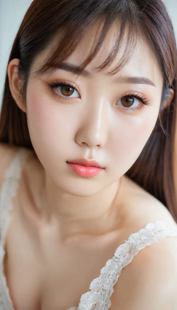 Tags: 21872187, SDXL
{"3": {"inputs": {"seed": 714155094927712, "steps": 64, "cfg": 5.52, "sampler_name": "dpmpp_2m", "scheduler": "karras", "denoise": 1.0, "model": ["27", 0], "positive": ["6", 0], "negative": ["7", 0], "latent_image": ["5", 0]}, "class_type": "KSampler"}, "4": {"inputs": {"ckpt_name": "juggernautxl.safetensors"}, "class_type": "CheckpointLoaderSimple"}, "5": {"inputs": {"width": 768, "height": 1344, "batch_size": 1}, "class_type": "EmptyLatentImage"}, "6": {"inputs": {"text": "21 year old girl, (japanese:1.13), (korean:1.08), (temptress:1.05), (beautiful eyes:1.12), (slim:1.05), (eyelashes:1.13), (blush:1.10), (pale skin:1.04), (seductive pose:1.13), (detailed face:1.00), (double eyelids:1.09), (sexy lips:1.12), (cute:0.97), (idol:1.07), (seductive facial expression:1.05), (perky ass:1.04), (exposed ass:1.05), (looking back:1.09), (sexy ass:0.99), (thigh gap:1.09), (an office lady:1.09), (natural looking skin:1.05), (film:1.02), (soft lighting:1.00), (portra:1.00), (RAW:1.02), (candid cinema:1.07), (detailed skin:1.04), (textured skin:1.05), (skin fuzz:1.02)", "clip": ["27", 1]}, "class_type": "CLIPTextEncode"}, "7": {"inputs": {"text": "(bad hands:1.14), (twisted:1.11), (low resolution:1.11), (distorted:1.11), (watermark:1.13), (worst quality:1.10), (open mouth:1.14)", "clip": ["27", 1]}, "class_type": "CLIPTextEncode"}, "8": {"inputs": {"samples": ["3", 0], "vae": ["4", 2]}, "class_type": "VAEDecode"}, "25": {"inputs": {"lora_name": "nudify_xl.safetensors", "strength_model": 0.11, "strength_clip": 0.13, "model": ["4", 0], "clip": ["4", 1]}, "class_type": "LoraLoader"}, "26": {"inputs": {"lora_name": "shirtlift_SDXL_v2.safetensors", "strength_model": 0.01, "strength_clip": 0.14, "model": ["25", 0], "clip": ["25", 1]}, "class_type": "LoraLoader"}, "27": {"inputs": {"lora_name": "PerfectEyesXL.safetensors", "strength_model": 0.13, "strength_clip": 0.12, "model": ["26", 0], "clip": ["26", 1]}, "class_type": "LoraLoader"}, "30": {"inputs": {"model_name": "4x_NMKD-Superscale-SP_178000_G.pth"}, "class_type": "UpscaleModelLoader"}, "31": {"inputs": {"upscale_model": ["30", 0], "image": ["8", 0]}, "class_type": "ImageUpscaleWithModel"}, "32": {"inputs": {"upscale_method": "lanczos", "scale_by": 0.5, "image": ["31", 0]}, "class_type": "ImageScaleBy"}, "33": {"inputs": {"pixels": ["32", 0], "vae": ["4", 2]}, "class_type": "VAEEncode"}, "34": {"inputs": {"seed": 714155094927712, "steps": 64, "cfg": 5.52, "sampler_name": "dpmpp_2m", "scheduler": "karras", "denoise": 0.3, "model": ["27", 0], "positive": ["6", 0], "negative": ["7", 0], "latent_image": ["33", 0]}, "class_type": "KSampler"}, "36": {"inputs": {"samples": ["34", 0], "vae": ["4", 2]}, "class_type": "VAEDecode"}, "39": {"inputs": {"filename_prefix": "comfyapi-1728262866816", "images": ["36", 0]}, "class_type": "SaveImage"}}