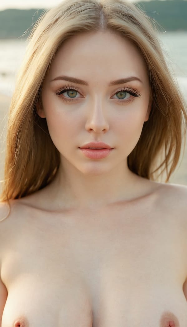 Tags: 21872187, SDXL
{"3": {"inputs": {"seed": 330949197338062, "steps": 32, "cfg": 6.34, "sampler_name": "dpmpp_2m", "scheduler": "karras", "denoise": 1.0, "model": ["27", 0], "positive": ["6", 0], "negative": ["7", 0], "latent_image": ["5", 0]}, "class_type": "KSampler"}, "4": {"inputs": {"ckpt_name": "juggernautxl.safetensors"}, "class_type": "CheckpointLoaderSimple"}, "5": {"inputs": {"width": 768, "height": 1344, "batch_size": 1}, "class_type": "EmptyLatentImage"}, "6": {"inputs": {"text": "28 year old girl, (ukrainian:0.98), (seductive pose:0.99), (seductive facial expression:0.99), (pale skin:1.14), (sexy lips:1.09), (eyelashes:1.03), (double eyelids:1.05), (slim:0.96), (cute:1.12), (detailed face:1.04), (temptress:1.01), (blush:0.99), (idol:1.02), (beautiful eyes:1.04), (in a seductive pose:0.96), (large perky breasts:1.06), (cleavage:1.12), (thigh gap:1.10), strolling (nude:1.08) at a beach, (RAW:1.01), (candid cinema:1.09), (detailed skin:1.09), (soft lighting:1.07), (natural looking skin:1.08), (portra:1.03), (film:1.06), (skin fuzz:1.04), (textured skin:1.09)", "clip": ["27", 1]}, "class_type": "CLIPTextEncode"}, "7": {"inputs": {"text": "(worst quality:1.14), (bad hands:1.05), (watermark:1.05), (distorted:1.07), (twisted:1.14), (low resolution:1.05)", "clip": ["27", 1]}, "class_type": "CLIPTextEncode"}, "8": {"inputs": {"samples": ["3", 0], "vae": ["4", 2]}, "class_type": "VAEDecode"}, "25": {"inputs": {"lora_name": "nudify_xl.safetensors", "strength_model": 0.08, "strength_clip": 0.16, "model": ["4", 0], "clip": ["4", 1]}, "class_type": "LoraLoader"}, "26": {"inputs": {"lora_name": "shirtlift_SDXL_v2.safetensors", "strength_model": 0.12, "strength_clip": 0.14, "model": ["25", 0], "clip": ["25", 1]}, "class_type": "LoraLoader"}, "27": {"inputs": {"lora_name": "PerfectEyesXL.safetensors", "strength_model": 0.19, "strength_clip": 0.04, "model": ["26", 0], "clip": ["26", 1]}, "class_type": "LoraLoader"}, "30": {"inputs": {"model_name": "4x_NMKD-Superscale-SP_178000_G.pth"}, "class_type": "UpscaleModelLoader"}, "31": {"inputs": {"upscale_model": ["30", 0], "image": ["8", 0]}, "class_type": "ImageUpscaleWithModel"}, "32": {"inputs": {"upscale_method": "lanczos", "scale_by": 0.5, "image": ["31", 0]}, "class_type": "ImageScaleBy"}, "33": {"inputs": {"pixels": ["32", 0], "vae": ["4", 2]}, "class_type": "VAEEncode"}, "34": {"inputs": {"seed": 330949197338062, "steps": 32, "cfg": 6.34, "sampler_name": "dpmpp_2m", "scheduler": "karras", "denoise": 0.3, "model": ["27", 0], "positive": ["6", 0], "negative": ["7", 0], "latent_image": ["33", 0]}, "class_type": "KSampler"}, "36": {"inputs": {"samples": ["34", 0], "vae": ["4", 2]}, "class_type": "VAEDecode"}, "39": {"inputs": {"filename_prefix": "comfyapi-1733015872264", "images": ["36", 0]}, "class_type": "SaveImage"}}