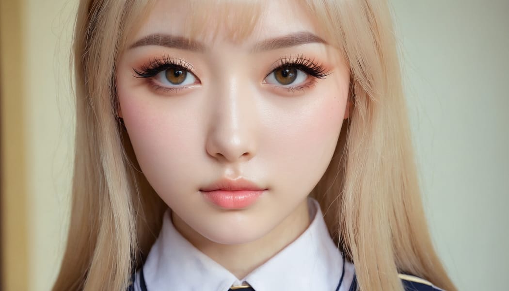 Tags: 21872187, SDXL
{"3": {"inputs": {"seed": 813252669152013, "steps": 32, "cfg": 6.98, "sampler_name": "dpmpp_2m", "scheduler": "karras", "denoise": 1.0, "model": ["27", 0], "positive": ["6", 0], "negative": ["7", 0], "latent_image": ["5", 0]}, "class_type": "KSampler"}, "4": {"inputs": {"ckpt_name": "juggernautxl.safetensors"}, "class_type": "CheckpointLoaderSimple"}, "5": {"inputs": {"width": 1344, "height": 768, "batch_size": 1}, "class_type": "EmptyLatentImage"}, "6": {"inputs": {"text": "21 year old girl, (cute:1.12), (sexy lips:1.02), (double eyelids:1.02), (pale skin:1.00), (blush:1.14), (idol:0.95), (seductive pose:0.97), (detailed face:1.13), (beautiful eyes:0.95), (slim:1.00), (eyelashes:1.10), (seductive facial expression:1.08), (in a seductive pose:0.96), (large perky breasts:1.00), (cleavage:1.07), (thigh gap:0.97), (school uniform:1.06), choker, busy street, (candid cinema:1.01), (natural looking skin:1.00), (RAW:1.02), (skin fuzz:1.08), (portra:1.05), (soft lighting:1.07), (detailed skin:1.02), (textured skin:1.07), (film:1.06)", "clip": ["27", 1]}, "class_type": "CLIPTextEncode"}, "7": {"inputs": {"text": "(low resolution:1.12), (distorted:1.14), (watermark:1.05), (open mouth:1.12), (worst quality:1.13), (bad hands:1.09), (twisted:1.10)", "clip": ["27", 1]}, "class_type": "CLIPTextEncode"}, "8": {"inputs": {"samples": ["3", 0], "vae": ["4", 2]}, "class_type": "VAEDecode"}, "25": {"inputs": {"lora_name": "nudify_xl.safetensors", "strength_model": 0.02, "strength_clip": 0.18, "model": ["4", 0], "clip": ["4", 1]}, "class_type": "LoraLoader"}, "26": {"inputs": {"lora_name": "shirtlift_SDXL_v2.safetensors", "strength_model": 0.01, "strength_clip": 0.04, "model": ["25", 0], "clip": ["25", 1]}, "class_type": "LoraLoader"}, "27": {"inputs": {"lora_name": "PerfectEyesXL.safetensors", "strength_model": 0.16, "strength_clip": 0.19, "model": ["26", 0], "clip": ["26", 1]}, "class_type": "LoraLoader"}, "30": {"inputs": {"model_name": "4x_NMKD-Superscale-SP_178000_G.pth"}, "class_type": "UpscaleModelLoader"}, "31": {"inputs": {"upscale_model": ["30", 0], "image": ["8", 0]}, "class_type": "ImageUpscaleWithModel"}, "32": {"inputs": {"upscale_method": "lanczos", "scale_by": 0.5, "image": ["31", 0]}, "class_type": "ImageScaleBy"}, "33": {"inputs": {"pixels": ["32", 0], "vae": ["4", 2]}, "class_type": "VAEEncode"}, "34": {"inputs": {"seed": 813252669152013, "steps": 32, "cfg": 6.98, "sampler_name": "dpmpp_2m", "scheduler": "karras", "denoise": 0.3, "model": ["27", 0], "positive": ["6", 0], "negative": ["7", 0], "latent_image": ["33", 0]}, "class_type": "KSampler"}, "36": {"inputs": {"samples": ["34", 0], "vae": ["4", 2]}, "class_type": "VAEDecode"}, "39": {"inputs": {"filename_prefix": "comfyapi-1714655419458", "images": ["36", 0]}, "class_type": "SaveImage"}}