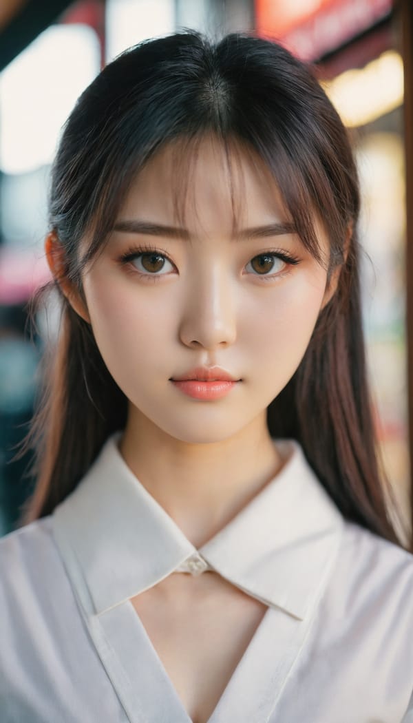 Tags: 21872187, SDXL
{"3": {"inputs": {"seed": 221473797839028, "steps": 64, "cfg": 5.13, "sampler_name": "dpmpp_2m", "scheduler": "karras", "denoise": 1.0, "model": ["27", 0], "positive": ["6", 0], "negative": ["7", 0], "latent_image": ["5", 0]}, "class_type": "KSampler"}, "4": {"inputs": {"ckpt_name": "juggernautxl.safetensors"}, "class_type": "CheckpointLoaderSimple"}, "5": {"inputs": {"width": 768, "height": 1344, "batch_size": 1}, "class_type": "EmptyLatentImage"}, "6": {"inputs": {"text": "18 year old girl, (japanese:1.02), (taiwanese:1.02), (beautiful eyes:1.00), (temptress:1.04), (eyelashes:0.96), (seductive facial expression:1.04), (sexy lips:1.12), (detailed face:1.13), (cute:1.11), (slim:1.02), (pale skin:0.99), (blush:0.98), (double eyelids:0.95), (idol:0.95), (seductive pose:1.12), (in a seductive pose:1.14), (large perky breasts:1.13), (cleavage:1.03), (thigh gap:0.98), (school uniform:1.01), choker, busy street, (RAW:1.08), (candid cinema:1.01), (film:1.05), (portra:1.02), (soft lighting:1.05), (natural looking skin:1.00), (textured skin:1.09), (detailed skin:1.03), (skin fuzz:1.03)", "clip": ["27", 1]}, "class_type": "CLIPTextEncode"}, "7": {"inputs": {"text": "(open mouth:1.13), (distorted:1.11), (bad hands:1.14), (watermark:1.11), (low resolution:1.11), (twisted:1.09), (worst quality:1.12)", "clip": ["27", 1]}, "class_type": "CLIPTextEncode"}, "8": {"inputs": {"samples": ["3", 0], "vae": ["4", 2]}, "class_type": "VAEDecode"}, "25": {"inputs": {"lora_name": "nudify_xl.safetensors", "strength_model": 0.17, "strength_clip": 0.0, "model": ["4", 0], "clip": ["4", 1]}, "class_type": "LoraLoader"}, "26": {"inputs": {"lora_name": "shirtlift_SDXL_v2.safetensors", "strength_model": 0.07, "strength_clip": 0.08, "model": ["25", 0], "clip": ["25", 1]}, "class_type": "LoraLoader"}, "27": {"inputs": {"lora_name": "PerfectEyesXL.safetensors", "strength_model": 0.18, "strength_clip": 0.13, "model": ["26", 0], "clip": ["26", 1]}, "class_type": "LoraLoader"}, "30": {"inputs": {"model_name": "4x_NMKD-Superscale-SP_178000_G.pth"}, "class_type": "UpscaleModelLoader"}, "31": {"inputs": {"upscale_model": ["30", 0], "image": ["8", 0]}, "class_type": "ImageUpscaleWithModel"}, "32": {"inputs": {"upscale_method": "lanczos", "scale_by": 0.5, "image": ["31", 0]}, "class_type": "ImageScaleBy"}, "33": {"inputs": {"pixels": ["32", 0], "vae": ["4", 2]}, "class_type": "VAEEncode"}, "34": {"inputs": {"seed": 221473797839028, "steps": 64, "cfg": 5.13, "sampler_name": "dpmpp_2m", "scheduler": "karras", "denoise": 0.3, "model": ["27", 0], "positive": ["6", 0], "negative": ["7", 0], "latent_image": ["33", 0]}, "class_type": "KSampler"}, "36": {"inputs": {"samples": ["34", 0], "vae": ["4", 2]}, "class_type": "VAEDecode"}, "39": {"inputs": {"filename_prefix": "comfyapi-1732381814203", "images": ["36", 0]}, "class_type": "SaveImage"}}