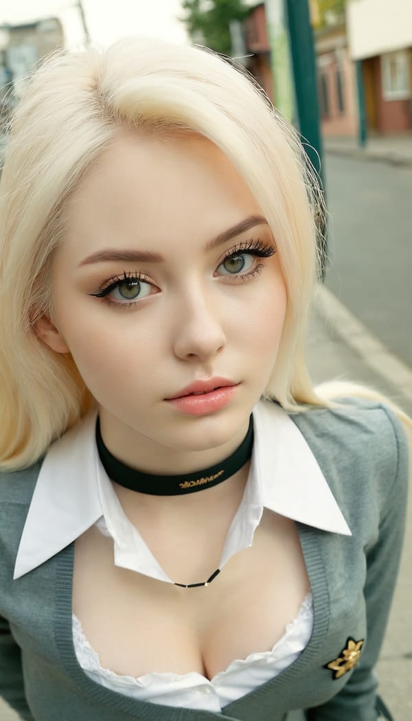 Tags: 21872187, SDXL
{"3": {"inputs": {"seed": 735875508397290, "steps": 32, "cfg": 5.52, "sampler_name": "dpmpp_2m", "scheduler": "karras", "denoise": 1.0, "model": ["27", 0], "positive": ["6", 0], "negative": ["7", 0], "latent_image": ["5", 0]}, "class_type": "KSampler"}, "4": {"inputs": {"ckpt_name": "juggernautxl.safetensors"}, "class_type": "CheckpointLoaderSimple"}, "5": {"inputs": {"width": 768, "height": 1344, "batch_size": 1}, "class_type": "EmptyLatentImage"}, "6": {"inputs": {"text": "26 year old girl, (russian:1.06), (irish:1.11), (pale skin:1.00), (cute:1.07), (seductive pose:1.10), (seductive facial expression:1.14), (sexy lips:0.99), (detailed face:1.11), (idol:0.95), (temptress:1.07), (slim:1.13), (eyelashes:1.00), (blush:1.07), (double eyelids:1.07), (on all fours:1.12), (spreading ass cheeks:1.05), (from behind:1.06), (backboob:1.03), (school uniform:1.06), choker, busy street, (soft lighting:1.01), (textured skin:1.00), (film:1.07), (portra:1.03), (natural looking skin:1.02), (RAW:1.09), (skin fuzz:1.03), (detailed skin:1.03), (candid cinema:1.00)", "clip": ["27", 1]}, "class_type": "CLIPTextEncode"}, "7": {"inputs": {"text": "(twisted:1.13), (open mouth:1.07), (bad hands:1.05), (distorted:1.07), (watermark:1.13), (low resolution:1.12), (worst quality:1.10)", "clip": ["27", 1]}, "class_type": "CLIPTextEncode"}, "8": {"inputs": {"samples": ["3", 0], "vae": ["4", 2]}, "class_type": "VAEDecode"}, "25": {"inputs": {"lora_name": "nudify_xl.safetensors", "strength_model": 0.3, "strength_clip": 0.01, "model": ["4", 0], "clip": ["4", 1]}, "class_type": "LoraLoader"}, "26": {"inputs": {"lora_name": "shirtlift_SDXL_v2.safetensors", "strength_model": 0.17, "strength_clip": 0.14, "model": ["25", 0], "clip": ["25", 1]}, "class_type": "LoraLoader"}, "27": {"inputs": {"lora_name": "PerfectEyesXL.safetensors", "strength_model": 0.11, "strength_clip": 0.12, "model": ["26", 0], "clip": ["26", 1]}, "class_type": "LoraLoader"}, "30": {"inputs": {"model_name": "4x_NMKD-Superscale-SP_178000_G.pth"}, "class_type": "UpscaleModelLoader"}, "31": {"inputs": {"upscale_model": ["30", 0], "image": ["8", 0]}, "class_type": "ImageUpscaleWithModel"}, "32": {"inputs": {"upscale_method": "lanczos", "scale_by": 0.5, "image": ["31", 0]}, "class_type": "ImageScaleBy"}, "33": {"inputs": {"pixels": ["32", 0], "vae": ["4", 2]}, "class_type": "VAEEncode"}, "34": {"inputs": {"seed": 735875508397290, "steps": 32, "cfg": 5.52, "sampler_name": "dpmpp_2m", "scheduler": "karras", "denoise": 0.3, "model": ["27", 0], "positive": ["6", 0], "negative": ["7", 0], "latent_image": ["33", 0]}, "class_type": "KSampler"}, "36": {"inputs": {"samples": ["34", 0], "vae": ["4", 2]}, "class_type": "VAEDecode"}, "39": {"inputs": {"filename_prefix": "comfyapi-1725908683551", "images": ["36", 0]}, "class_type": "SaveImage"}}