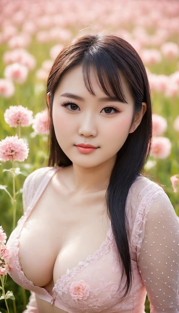 Tags: 21872187, SDXL
{"3": {"inputs": {"seed": 889418111465450, "steps": 64, "cfg": 5.32, "sampler_name": "dpmpp_2m", "scheduler": "karras", "denoise": 1.0, "model": ["27", 0], "positive": ["6", 0], "negative": ["7", 0], "latent_image": ["5", 0]}, "class_type": "KSampler"}, "4": {"inputs": {"ckpt_name": "juggernautXL_v8Rundiffusion.safetensors"}, "class_type": "CheckpointLoaderSimple"}, "5": {"inputs": {"width": 768, "height": 1344, "batch_size": 1}, "class_type": "EmptyLatentImage"}, "6": {"inputs": {"text": "23 year old girl, (chinese:1.13), (temptress:0.99), (sexy lips:1.06), (blush:1.05), (detailed face:1.01), (slim:1.14), (idol:1.03), (cute:1.10), (seductive facial expression:1.14), (eyelashes:1.07), (double eyelids:0.95), (beautiful eyes:1.00), (seductive pose:1.03), (in a seductive pose:0.95), (large perky breasts:1.08), (cleavage:1.14), (thigh gap:0.96), wearing (translucent clothes:1.13) on a flower field, (soft lighting:1.01), (RAW:1.05), (natural looking skin:1.02), (skin fuzz:1.04), (candid cinema:1.06), (portra:1.00), (film:1.06), (detailed skin:1.07), (textured skin:1.07)", "clip": ["27", 1]}, "class_type": "CLIPTextEncode"}, "7": {"inputs": {"text": "(open mouth:1.11), (distorted:1.12), (twisted:1.14), (watermark:1.07), (worst quality:1.11), (bad hands:1.08), (low resolution:1.08)", "clip": ["27", 1]}, "class_type": "CLIPTextEncode"}, "8": {"inputs": {"samples": ["3", 0], "vae": ["4", 2]}, "class_type": "VAEDecode"}, "25": {"inputs": {"lora_name": "nudify_xl.safetensors", "strength_model": 0.06, "strength_clip": 0.37, "model": ["4", 0], "clip": ["4", 1]}, "class_type": "LoraLoader"}, "26": {"inputs": {"lora_name": "shirtlift_SDXL_v2.safetensors", "strength_model": 0.02, "strength_clip": 0.16, "model": ["25", 0], "clip": ["25", 1]}, "class_type": "LoraLoader"}, "27": {"inputs": {"lora_name": "PerfectEyesXL.safetensors", "strength_model": 0.18, "strength_clip": 0.02, "model": ["26", 0], "clip": ["26", 1]}, "class_type": "LoraLoader"}, "30": {"inputs": {"model_name": "4x_NMKD-Superscale-SP_178000_G.pth"}, "class_type": "UpscaleModelLoader"}, "31": {"inputs": {"upscale_model": ["30", 0], "image": ["8", 0]}, "class_type": "ImageUpscaleWithModel"}, "32": {"inputs": {"upscale_method": "lanczos", "scale_by": 0.5, "image": ["31", 0]}, "class_type": "ImageScaleBy"}, "33": {"inputs": {"pixels": ["32", 0], "vae": ["4", 2]}, "class_type": "VAEEncode"}, "34": {"inputs": {"seed": 889418111465450, "steps": 64, "cfg": 5.32, "sampler_name": "dpmpp_2m", "scheduler": "karras", "denoise": 0.3, "model": ["27", 0], "positive": ["6", 0], "negative": ["7", 0], "latent_image": ["33", 0]}, "class_type": "KSampler"}, "36": {"inputs": {"samples": ["34", 0], "vae": ["4", 2]}, "class_type": "VAEDecode"}, "39": {"inputs": {"filename_prefix": "comfyapi-1707728977521", "images": ["36", 0]}, "class_type": "SaveImage"}}