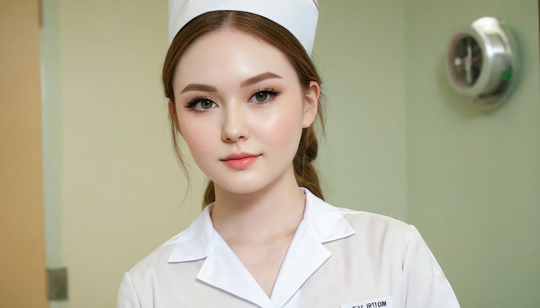 Tags: 21872187, SDXL
{"3": {"inputs": {"seed": 884861416921293, "steps": 64, "cfg": 5.67, "sampler_name": "dpmpp_2m", "scheduler": "karras", "denoise": 1.0, "model": ["27", 0], "positive": ["6", 0], "negative": ["7", 0], "latent_image": ["5", 0]}, "class_type": "KSampler"}, "4": {"inputs": {"ckpt_name": "juggernautXL_v8Rundiffusion.safetensors"}, "class_type": "CheckpointLoaderSimple"}, "5": {"inputs": {"width": 1344, "height": 768, "batch_size": 1}, "class_type": "EmptyLatentImage"}, "6": {"inputs": {"text": "23 year old girl, (idol:1.05), (beautiful eyes:1.08), (detailed face:1.10), (seductive facial expression:1.14), (double eyelids:1.08), (pale skin:1.11), (temptress:1.14), (slim:1.11), (eyelashes:0.98), (sexy lips:0.98), (seductive pose:1.05), (blush:1.04), (cute:0.98), (in a seductive pose:1.14), (large perky breasts:1.02), (cleavage:0.99), (thigh gap:1.05), (nurse in uniform:1.07) working in a hospital ward, (natural looking skin:1.03), (film:1.09), (skin fuzz:1.04), (detailed skin:1.04), (RAW:1.08), (portra:1.02), (candid cinema:1.00), (textured skin:1.09), (soft lighting:1.00)", "clip": ["27", 1]}, "class_type": "CLIPTextEncode"}, "7": {"inputs": {"text": "(open mouth:1.05), (worst quality:1.12), (low resolution:1.07), (distorted:1.06), (twisted:1.05), (bad hands:1.07), (watermark:1.14)", "clip": ["27", 1]}, "class_type": "CLIPTextEncode"}, "8": {"inputs": {"samples": ["3", 0], "vae": ["4", 2]}, "class_type": "VAEDecode"}, "25": {"inputs": {"lora_name": "nudify_xl.safetensors", "strength_model": 0.3, "strength_clip": 0.08, "model": ["4", 0], "clip": ["4", 1]}, "class_type": "LoraLoader"}, "26": {"inputs": {"lora_name": "shirtlift_SDXL_v2.safetensors", "strength_model": 0.01, "strength_clip": 0.13, "model": ["25", 0], "clip": ["25", 1]}, "class_type": "LoraLoader"}, "27": {"inputs": {"lora_name": "PerfectEyesXL.safetensors", "strength_model": 0.09, "strength_clip": 0.0, "model": ["26", 0], "clip": ["26", 1]}, "class_type": "LoraLoader"}, "30": {"inputs": {"model_name": "4x_NMKD-Superscale-SP_178000_G.pth"}, "class_type": "UpscaleModelLoader"}, "31": {"inputs": {"upscale_model": ["30", 0], "image": ["8", 0]}, "class_type": "ImageUpscaleWithModel"}, "32": {"inputs": {"upscale_method": "lanczos", "scale_by": 0.5, "image": ["31", 0]}, "class_type": "ImageScaleBy"}, "33": {"inputs": {"pixels": ["32", 0], "vae": ["4", 2]}, "class_type": "VAEEncode"}, "34": {"inputs": {"seed": 884861416921293, "steps": 64, "cfg": 5.67, "sampler_name": "dpmpp_2m", "scheduler": "karras", "denoise": 0.3, "model": ["27", 0], "positive": ["6", 0], "negative": ["7", 0], "latent_image": ["33", 0]}, "class_type": "KSampler"}, "36": {"inputs": {"samples": ["34", 0], "vae": ["4", 2]}, "class_type": "VAEDecode"}, "39": {"inputs": {"filename_prefix": "comfyapi-1707394128750", "images": ["36", 0]}, "class_type": "SaveImage"}}