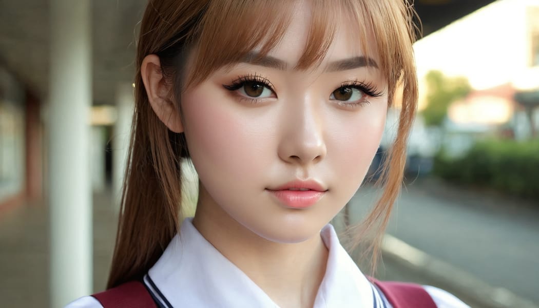 Tags: 21872187, SDXL
{"3": {"inputs": {"seed": 424776720894273, "steps": 64, "cfg": 6.83, "sampler_name": "dpmpp_2m", "scheduler": "karras", "denoise": 1.0, "model": ["27", 0], "positive": ["6", 0], "negative": ["7", 0], "latent_image": ["5", 0]}, "class_type": "KSampler"}, "4": {"inputs": {"ckpt_name": "juggernautxl.safetensors"}, "class_type": "CheckpointLoaderSimple"}, "5": {"inputs": {"width": 1344, "height": 768, "batch_size": 1}, "class_type": "EmptyLatentImage"}, "6": {"inputs": {"text": "28 year old girl, (blush:1.07), (sexy lips:1.06), (seductive pose:0.96), (pale skin:0.97), (double eyelids:0.96), (idol:1.09), (slim:1.13), (temptress:1.04), (beautiful eyes:1.06), (eyelashes:1.02), (detailed face:1.10), (cute:1.07), (in a seductive pose:1.07), (large perky breasts:0.99), (cleavage:1.06), (thigh gap:1.07), (school uniform:1.12), choker, busy street, (film:1.07), (skin fuzz:1.06), (textured skin:1.08), (soft lighting:1.06), (candid cinema:1.01), (natural looking skin:1.03), (detailed skin:1.06), (portra:1.04), (RAW:1.09)", "clip": ["27", 1]}, "class_type": "CLIPTextEncode"}, "7": {"inputs": {"text": "(worst quality:1.08), (low resolution:1.07), (twisted:1.10), (open mouth:1.14), (bad hands:1.13), (distorted:1.09)", "clip": ["27", 1]}, "class_type": "CLIPTextEncode"}, "8": {"inputs": {"samples": ["3", 0], "vae": ["4", 2]}, "class_type": "VAEDecode"}, "25": {"inputs": {"lora_name": "nudify_xl.safetensors", "strength_model": 0.05, "strength_clip": 0.3, "model": ["4", 0], "clip": ["4", 1]}, "class_type": "LoraLoader"}, "26": {"inputs": {"lora_name": "shirtlift_SDXL_v2.safetensors", "strength_model": 0.0, "strength_clip": 0.18, "model": ["25", 0], "clip": ["25", 1]}, "class_type": "LoraLoader"}, "27": {"inputs": {"lora_name": "PerfectEyesXL.safetensors", "strength_model": 0.0, "strength_clip": 0.09, "model": ["26", 0], "clip": ["26", 1]}, "class_type": "LoraLoader"}, "30": {"inputs": {"model_name": "4x_NMKD-Superscale-SP_178000_G.pth"}, "class_type": "UpscaleModelLoader"}, "31": {"inputs": {"upscale_model": ["30", 0], "image": ["8", 0]}, "class_type": "ImageUpscaleWithModel"}, "32": {"inputs": {"upscale_method": "lanczos", "scale_by": 0.5, "image": ["31", 0]}, "class_type": "ImageScaleBy"}, "33": {"inputs": {"pixels": ["32", 0], "vae": ["4", 2]}, "class_type": "VAEEncode"}, "34": {"inputs": {"seed": 424776720894273, "steps": 64, "cfg": 6.83, "sampler_name": "dpmpp_2m", "scheduler": "karras", "denoise": 0.3, "model": ["27", 0], "positive": ["6", 0], "negative": ["7", 0], "latent_image": ["33", 0]}, "class_type": "KSampler"}, "36": {"inputs": {"samples": ["34", 0], "vae": ["4", 2]}, "class_type": "VAEDecode"}, "39": {"inputs": {"filename_prefix": "comfyapi-1714980161662", "images": ["36", 0]}, "class_type": "SaveImage"}}