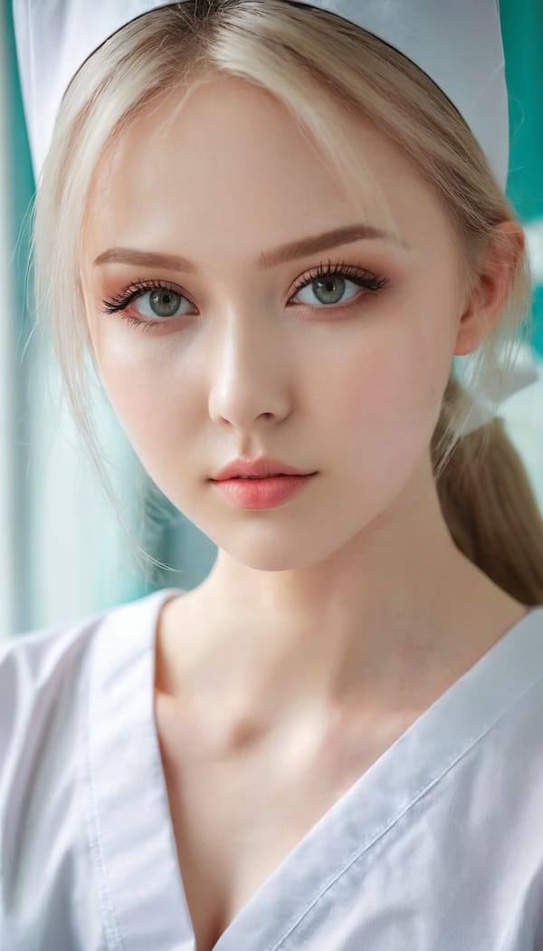 Tags: 21872187, SDXL
{"3": {"inputs": {"seed": 979162332432350, "steps": 64, "cfg": 7.33, "sampler_name": "dpmpp_2m", "scheduler": "karras", "denoise": 1.0, "model": ["27", 0], "positive": ["6", 0], "negative": ["7", 0], "latent_image": ["5", 0]}, "class_type": "KSampler"}, "4": {"inputs": {"ckpt_name": "juggernautxl.safetensors"}, "class_type": "CheckpointLoaderSimple"}, "5": {"inputs": {"width": 768, "height": 1344, "batch_size": 1}, "class_type": "EmptyLatentImage"}, "6": {"inputs": {"text": "19 year old girl, (ukrainian:0.95), (idol:0.98), (temptress:1.14), (detailed face:1.03), (seductive pose:0.96), (eyelashes:1.00), (double eyelids:1.14), (blush:1.14), (sexy lips:0.96), (slim:1.10), (seductive facial expression:0.98), (cute:0.95), (beautiful eyes:1.04), (pale skin:1.06), (in a seductive pose:1.13), (large perky breasts:1.14), (cleavage:1.11), (thigh gap:0.97), (nurse in uniform:1.13) working in a hospital ward, (skin fuzz:1.06), (RAW:1.08), (textured skin:1.03), (candid cinema:1.01), (natural looking skin:1.08), (soft lighting:1.08), (film:1.07), (detailed skin:1.08), (portra:1.03)", "clip": ["27", 1]}, "class_type": "CLIPTextEncode"}, "7": {"inputs": {"text": "(watermark:1.09), (bad hands:1.11), (low resolution:1.11), (twisted:1.12), (worst quality:1.12), (open mouth:1.06), (distorted:1.08)", "clip": ["27", 1]}, "class_type": "CLIPTextEncode"}, "8": {"inputs": {"samples": ["3", 0], "vae": ["4", 2]}, "class_type": "VAEDecode"}, "25": {"inputs": {"lora_name": "nudify_xl.safetensors", "strength_model": 0.06, "strength_clip": 0.33, "model": ["4", 0], "clip": ["4", 1]}, "class_type": "LoraLoader"}, "26": {"inputs": {"lora_name": "shirtlift_SDXL_v2.safetensors", "strength_model": 0.06, "strength_clip": 0.03, "model": ["25", 0], "clip": ["25", 1]}, "class_type": "LoraLoader"}, "27": {"inputs": {"lora_name": "PerfectEyesXL.safetensors", "strength_model": 0.07, "strength_clip": 0.04, "model": ["26", 0], "clip": ["26", 1]}, "class_type": "LoraLoader"}, "30": {"inputs": {"model_name": "4x_NMKD-Superscale-SP_178000_G.pth"}, "class_type": "UpscaleModelLoader"}, "31": {"inputs": {"upscale_model": ["30", 0], "image": ["8", 0]}, "class_type": "ImageUpscaleWithModel"}, "32": {"inputs": {"upscale_method": "lanczos", "scale_by": 0.5, "image": ["31", 0]}, "class_type": "ImageScaleBy"}, "33": {"inputs": {"pixels": ["32", 0], "vae": ["4", 2]}, "class_type": "VAEEncode"}, "34": {"inputs": {"seed": 979162332432350, "steps": 64, "cfg": 7.33, "sampler_name": "dpmpp_2m", "scheduler": "karras", "denoise": 0.3, "model": ["27", 0], "positive": ["6", 0], "negative": ["7", 0], "latent_image": ["33", 0]}, "class_type": "KSampler"}, "36": {"inputs": {"samples": ["34", 0], "vae": ["4", 2]}, "class_type": "VAEDecode"}, "39": {"inputs": {"filename_prefix": "comfyapi-1731867341192", "images": ["36", 0]}, "class_type": "SaveImage"}}