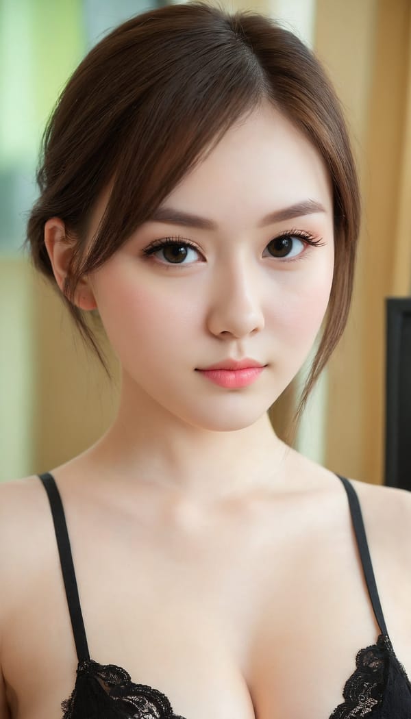 Tags: 21872187, SDXL
{"3": {"inputs": {"seed": 829586743883596, "steps": 32, "cfg": 5.96, "sampler_name": "dpmpp_2m", "scheduler": "karras", "denoise": 1.0, "model": ["27", 0], "positive": ["6", 0], "negative": ["7", 0], "latent_image": ["5", 0]}, "class_type": "KSampler"}, "4": {"inputs": {"ckpt_name": "juggernautXL_v8Rundiffusion.safetensors"}, "class_type": "CheckpointLoaderSimple"}, "5": {"inputs": {"width": 768, "height": 1344, "batch_size": 1}, "class_type": "EmptyLatentImage"}, "6": {"inputs": {"text": "22 year old girl, (blush:1.10), (seductive pose:1.14), (sexy lips:1.10), (beautiful eyes:1.03), (cute:1.04), (double eyelids:1.10), (pale skin:1.08), (eyelashes:1.06), (seductive facial expression:1.08), (idol:1.12), (slim:1.14), (detailed face:1.08), (in a seductive pose:1.07), (large perky breasts:1.04), (cleavage:0.99), (thigh gap:1.09), (an office lady:0.98), (candid cinema:1.03), (RAW:1.07), (portra:1.03), (textured skin:1.06), (soft lighting:1.01), (natural looking skin:1.02), (film:1.07), (skin fuzz:1.03), (detailed skin:1.06)", "clip": ["27", 1]}, "class_type": "CLIPTextEncode"}, "7": {"inputs": {"text": "(twisted:1.14), (bad hands:1.08), (worst quality:1.14), (open mouth:1.09), (distorted:1.12), (low resolution:1.07), (watermark:1.12)", "clip": ["27", 1]}, "class_type": "CLIPTextEncode"}, "8": {"inputs": {"samples": ["3", 0], "vae": ["4", 2]}, "class_type": "VAEDecode"}, "25": {"inputs": {"lora_name": "nudify_xl.safetensors", "strength_model": 0.01, "strength_clip": 0.06, "model": ["4", 0], "clip": ["4", 1]}, "class_type": "LoraLoader"}, "26": {"inputs": {"lora_name": "shirtlift_SDXL_v2.safetensors", "strength_model": 0.02, "strength_clip": 0.08, "model": ["25", 0], "clip": ["25", 1]}, "class_type": "LoraLoader"}, "27": {"inputs": {"lora_name": "PerfectEyesXL.safetensors", "strength_model": 0.03, "strength_clip": 0.03, "model": ["26", 0], "clip": ["26", 1]}, "class_type": "LoraLoader"}, "30": {"inputs": {"model_name": "4x_NMKD-Superscale-SP_178000_G.pth"}, "class_type": "UpscaleModelLoader"}, "31": {"inputs": {"upscale_model": ["30", 0], "image": ["8", 0]}, "class_type": "ImageUpscaleWithModel"}, "32": {"inputs": {"upscale_method": "lanczos", "scale_by": 0.5, "image": ["31", 0]}, "class_type": "ImageScaleBy"}, "33": {"inputs": {"pixels": ["32", 0], "vae": ["4", 2]}, "class_type": "VAEEncode"}, "34": {"inputs": {"seed": 829586743883596, "steps": 32, "cfg": 5.96, "sampler_name": "dpmpp_2m", "scheduler": "karras", "denoise": 0.3, "model": ["27", 0], "positive": ["6", 0], "negative": ["7", 0], "latent_image": ["33", 0]}, "class_type": "KSampler"}, "36": {"inputs": {"samples": ["34", 0], "vae": ["4", 2]}, "class_type": "VAEDecode"}, "39": {"inputs": {"filename_prefix": "comfyapi-1707696799386", "images": ["36", 0]}, "class_type": "SaveImage"}}