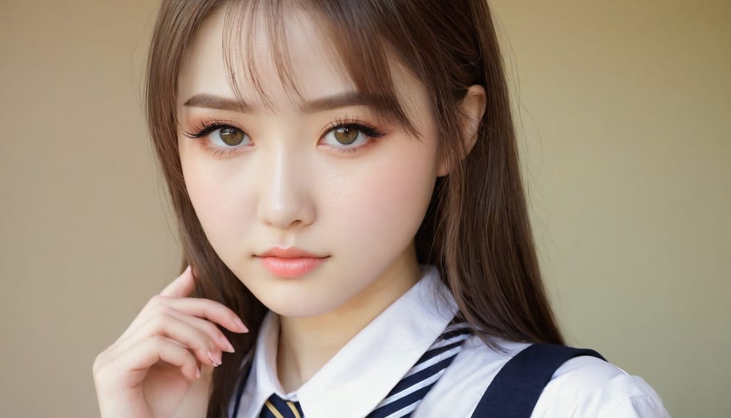 Tags: 21872187, SDXL
{"3": {"inputs": {"seed": 162428778794385, "steps": 64, "cfg": 5.36, "sampler_name": "dpmpp_2m", "scheduler": "karras", "denoise": 1.0, "model": ["27", 0], "positive": ["6", 0], "negative": ["7", 0], "latent_image": ["5", 0]}, "class_type": "KSampler"}, "4": {"inputs": {"ckpt_name": "juggernautxl.safetensors"}, "class_type": "CheckpointLoaderSimple"}, "5": {"inputs": {"width": 1344, "height": 768, "batch_size": 1}, "class_type": "EmptyLatentImage"}, "6": {"inputs": {"text": "24 year old girl, (temptress:1.02), (slim:1.08), (seductive pose:0.98), (blush:1.11), (eyelashes:1.05), (pale skin:1.05), (seductive facial expression:1.11), (double eyelids:1.12), (beautiful eyes:1.12), (sexy lips:1.01), (cute:1.02), (idol:1.13), (in a seductive pose:1.12), (large perky breasts:1.12), (cleavage:1.04), (thigh gap:1.13), (school uniform:1.11), choker, busy street, (skin fuzz:1.06), (portra:1.03), (RAW:1.05), (film:1.03), (detailed skin:1.06), (natural looking skin:1.05), (textured skin:1.08), (soft lighting:1.05), (candid cinema:1.06)", "clip": ["27", 1]}, "class_type": "CLIPTextEncode"}, "7": {"inputs": {"text": "(bad hands:1.06), (open mouth:1.09), (twisted:1.13), (worst quality:1.06), (distorted:1.13), (low resolution:1.12), (watermark:1.11)", "clip": ["27", 1]}, "class_type": "CLIPTextEncode"}, "8": {"inputs": {"samples": ["3", 0], "vae": ["4", 2]}, "class_type": "VAEDecode"}, "25": {"inputs": {"lora_name": "nudify_xl.safetensors", "strength_model": 0.29, "strength_clip": 0.12, "model": ["4", 0], "clip": ["4", 1]}, "class_type": "LoraLoader"}, "26": {"inputs": {"lora_name": "shirtlift_SDXL_v2.safetensors", "strength_model": 0.13, "strength_clip": 0.02, "model": ["25", 0], "clip": ["25", 1]}, "class_type": "LoraLoader"}, "27": {"inputs": {"lora_name": "PerfectEyesXL.safetensors", "strength_model": 0.16, "strength_clip": 0.1, "model": ["26", 0], "clip": ["26", 1]}, "class_type": "LoraLoader"}, "30": {"inputs": {"model_name": "4x_NMKD-Superscale-SP_178000_G.pth"}, "class_type": "UpscaleModelLoader"}, "31": {"inputs": {"upscale_model": ["30", 0], "image": ["8", 0]}, "class_type": "ImageUpscaleWithModel"}, "32": {"inputs": {"upscale_method": "lanczos", "scale_by": 0.5, "image": ["31", 0]}, "class_type": "ImageScaleBy"}, "33": {"inputs": {"pixels": ["32", 0], "vae": ["4", 2]}, "class_type": "VAEEncode"}, "34": {"inputs": {"seed": 162428778794385, "steps": 64, "cfg": 5.36, "sampler_name": "dpmpp_2m", "scheduler": "karras", "denoise": 0.3, "model": ["27", 0], "positive": ["6", 0], "negative": ["7", 0], "latent_image": ["33", 0]}, "class_type": "KSampler"}, "36": {"inputs": {"samples": ["34", 0], "vae": ["4", 2]}, "class_type": "VAEDecode"}, "39": {"inputs": {"filename_prefix": "comfyapi-1726186623664", "images": ["36", 0]}, "class_type": "SaveImage"}}