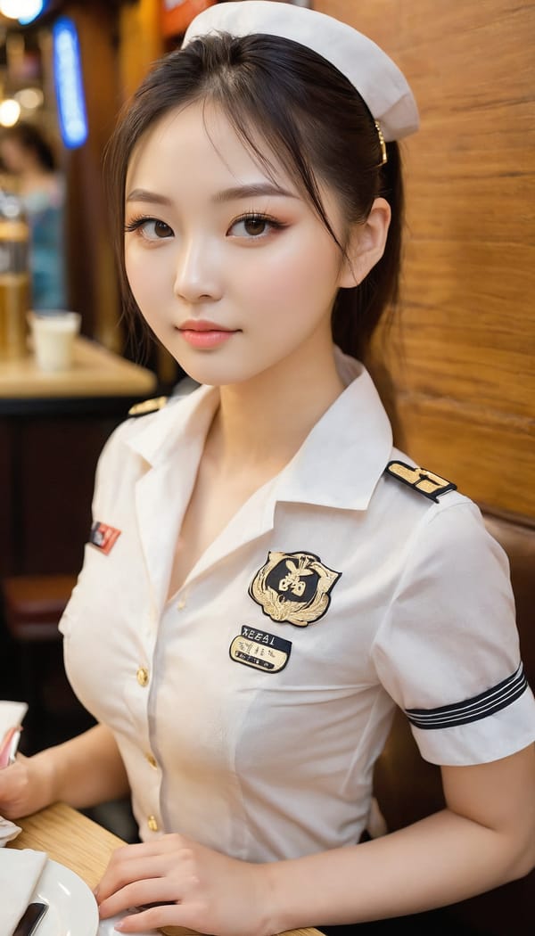 Tags: 21872187, SDXL
{"3": {"inputs": {"seed": 625794730522264, "steps": 32, "cfg": 5.1, "sampler_name": "dpmpp_2m", "scheduler": "karras", "denoise": 1.0, "model": ["27", 0], "positive": ["6", 0], "negative": ["7", 0], "latent_image": ["5", 0]}, "class_type": "KSampler"}, "4": {"inputs": {"ckpt_name": "juggernautxl.safetensors"}, "class_type": "CheckpointLoaderSimple"}, "5": {"inputs": {"width": 768, "height": 1344, "batch_size": 1}, "class_type": "EmptyLatentImage"}, "6": {"inputs": {"text": "18 year old girl, (ukrainian:1.04), (taiwanese:0.98), (russian:0.96), (chinese:1.08), (detailed face:1.08), (eyelashes:0.95), (seductive facial expression:0.97), (pale skin:1.04), (idol:0.95), (temptress:1.09), (blush:1.07), (double eyelids:1.02), (slim:1.02), (cute:1.10), (seductive pose:1.07), (beautiful eyes:0.96), (sexy lips:0.96), (in a seductive pose:1.08), (large perky breasts:1.08), (cleavage:1.00), (thigh gap:1.03), (a waitress in uniform:1.00) working at a restaurant, (detailed skin:1.09), (candid cinema:1.09), (natural looking skin:1.02), (soft lighting:1.04), (portra:1.04), (RAW:1.03), (skin fuzz:1.09), (textured skin:1.04), (film:1.06)", "clip": ["27", 1]}, "class_type": "CLIPTextEncode"}, "7": {"inputs": {"text": "(worst quality:1.12), (twisted:1.10), (open mouth:1.09), (low resolution:1.09), (watermark:1.13), (distorted:1.10), (bad hands:1.06)", "clip": ["27", 1]}, "class_type": "CLIPTextEncode"}, "8": {"inputs": {"samples": ["3", 0], "vae": ["4", 2]}, "class_type": "VAEDecode"}, "25": {"inputs": {"lora_name": "nudify_xl.safetensors", "strength_model": 0.02, "strength_clip": 0.35, "model": ["4", 0], "clip": ["4", 1]}, "class_type": "LoraLoader"}, "26": {"inputs": {"lora_name": "shirtlift_SDXL_v2.safetensors", "strength_model": 0.04, "strength_clip": 0.17, "model": ["25", 0], "clip": ["25", 1]}, "class_type": "LoraLoader"}, "27": {"inputs": {"lora_name": "PerfectEyesXL.safetensors", "strength_model": 0.05, "strength_clip": 0.06, "model": ["26", 0], "clip": ["26", 1]}, "class_type": "LoraLoader"}, "30": {"inputs": {"model_name": "4x_NMKD-Superscale-SP_178000_G.pth"}, "class_type": "UpscaleModelLoader"}, "31": {"inputs": {"upscale_model": ["30", 0], "image": ["8", 0]}, "class_type": "ImageUpscaleWithModel"}, "32": {"inputs": {"upscale_method": "lanczos", "scale_by": 0.5, "image": ["31", 0]}, "class_type": "ImageScaleBy"}, "33": {"inputs": {"pixels": ["32", 0], "vae": ["4", 2]}, "class_type": "VAEEncode"}, "34": {"inputs": {"seed": 625794730522264, "steps": 32, "cfg": 5.1, "sampler_name": "dpmpp_2m", "scheduler": "karras", "denoise": 0.3, "model": ["27", 0], "positive": ["6", 0], "negative": ["7", 0], "latent_image": ["33", 0]}, "class_type": "KSampler"}, "36": {"inputs": {"samples": ["34", 0], "vae": ["4", 2]}, "class_type": "VAEDecode"}, "39": {"inputs": {"filename_prefix": "comfyapi-1733991341768", "images": ["36", 0]}, "class_type": "SaveImage"}}