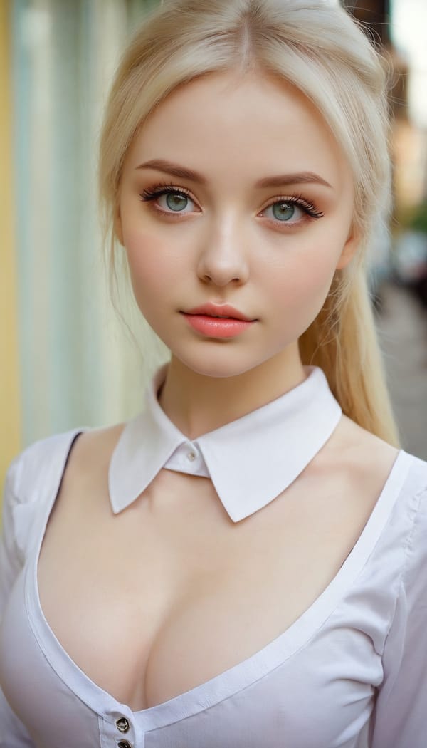 Tags: 21872187, SDXL
{"3": {"inputs": {"seed": 772833044564660, "steps": 64, "cfg": 5.34, "sampler_name": "dpmpp_2m", "scheduler": "karras", "denoise": 1.0, "model": ["27", 0], "positive": ["6", 0], "negative": ["7", 0], "latent_image": ["5", 0]}, "class_type": "KSampler"}, "4": {"inputs": {"ckpt_name": "juggernautxl.safetensors"}, "class_type": "CheckpointLoaderSimple"}, "5": {"inputs": {"width": 768, "height": 1344, "batch_size": 1}, "class_type": "EmptyLatentImage"}, "6": {"inputs": {"text": "24 year old girl, (ukrainian:1.05), (beautiful eyes:1.01), (eyelashes:0.98), (pale skin:0.98), (sexy lips:0.99), (cute:1.07), (seductive facial expression:1.01), (detailed face:1.12), (double eyelids:1.05), (idol:1.14), (blush:1.10), (temptress:1.12), (seductive pose:1.07), (slim:1.06), (in a seductive pose:1.01), (large perky breasts:1.00), (cleavage:1.06), (thigh gap:0.99), (school uniform:1.04), choker, busy street, (portra:1.09), (skin fuzz:1.00), (detailed skin:1.09), (candid cinema:1.03), (soft lighting:1.02), (film:1.00), (RAW:1.00), (textured skin:1.02)", "clip": ["27", 1]}, "class_type": "CLIPTextEncode"}, "7": {"inputs": {"text": "(open mouth:1.12), (bad hands:1.06), (watermark:1.13), (worst quality:1.05), (distorted:1.06), (low resolution:1.06), (twisted:1.11)", "clip": ["27", 1]}, "class_type": "CLIPTextEncode"}, "8": {"inputs": {"samples": ["3", 0], "vae": ["4", 2]}, "class_type": "VAEDecode"}, "25": {"inputs": {"lora_name": "nudify_xl.safetensors", "strength_model": 0.32, "strength_clip": 0.03, "model": ["4", 0], "clip": ["4", 1]}, "class_type": "LoraLoader"}, "26": {"inputs": {"lora_name": "shirtlift_SDXL_v2.safetensors", "strength_model": 0.17, "strength_clip": 0.11, "model": ["25", 0], "clip": ["25", 1]}, "class_type": "LoraLoader"}, "27": {"inputs": {"lora_name": "PerfectEyesXL.safetensors", "strength_model": 0.0, "strength_clip": 0.16, "model": ["26", 0], "clip": ["26", 1]}, "class_type": "LoraLoader"}, "30": {"inputs": {"model_name": "4x_NMKD-Superscale-SP_178000_G.pth"}, "class_type": "UpscaleModelLoader"}, "31": {"inputs": {"upscale_model": ["30", 0], "image": ["8", 0]}, "class_type": "ImageUpscaleWithModel"}, "32": {"inputs": {"upscale_method": "lanczos", "scale_by": 0.5, "image": ["31", 0]}, "class_type": "ImageScaleBy"}, "33": {"inputs": {"pixels": ["32", 0], "vae": ["4", 2]}, "class_type": "VAEEncode"}, "34": {"inputs": {"seed": 772833044564660, "steps": 64, "cfg": 5.34, "sampler_name": "dpmpp_2m", "scheduler": "karras", "denoise": 0.3, "model": ["27", 0], "positive": ["6", 0], "negative": ["7", 0], "latent_image": ["33", 0]}, "class_type": "KSampler"}, "36": {"inputs": {"samples": ["34", 0], "vae": ["4", 2]}, "class_type": "VAEDecode"}, "39": {"inputs": {"filename_prefix": "comfyapi-1731211923161", "images": ["36", 0]}, "class_type": "SaveImage"}}